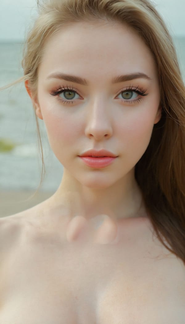 Tags: 21872187, SDXL
{"3": {"inputs": {"seed": 537649295420699, "steps": 32, "cfg": 6.42, "sampler_name": "dpmpp_2m", "scheduler": "karras", "denoise": 1.0, "model": ["27", 0], "positive": ["6", 0], "negative": ["7", 0], "latent_image": ["5", 0]}, "class_type": "KSampler"}, "4": {"inputs": {"ckpt_name": "juggernautxl.safetensors"}, "class_type": "CheckpointLoaderSimple"}, "5": {"inputs": {"width": 768, "height": 1344, "batch_size": 1}, "class_type": "EmptyLatentImage"}, "6": {"inputs": {"text": "28 year old girl, (ukrainian:1.13), (cute:1.14), (pale skin:1.00), (seductive pose:1.07), (eyelashes:1.00), (blush:1.05), (double eyelids:0.98), (seductive facial expression:1.00), (temptress:1.11), (sexy lips:1.06), (idol:1.12), (beautiful eyes:1.05), (detailed face:0.97), (in a seductive pose:1.06), (large perky breasts:1.01), (cleavage:1.14), (thigh gap:0.99), strolling (nude:1.07) at a beach, (detailed skin:1.01), (natural looking skin:1.02), (soft lighting:1.04), (skin fuzz:1.03), (candid cinema:1.07), (RAW:1.02), (portra:1.08), (textured skin:1.00), (film:1.02)", "clip": ["27", 1]}, "class_type": "CLIPTextEncode"}, "7": {"inputs": {"text": "(twisted:1.08), (bad hands:1.13), (distorted:1.14), (watermark:1.10), (low resolution:1.14), (open mouth:1.08), (worst quality:1.08)", "clip": ["27", 1]}, "class_type": "CLIPTextEncode"}, "8": {"inputs": {"samples": ["3", 0], "vae": ["4", 2]}, "class_type": "VAEDecode"}, "25": {"inputs": {"lora_name": "nudify_xl.safetensors", "strength_model": 0.13, "strength_clip": 0.09, "model": ["4", 0], "clip": ["4", 1]}, "class_type": "LoraLoader"}, "26": {"inputs": {"lora_name": "shirtlift_SDXL_v2.safetensors", "strength_model": 0.06, "strength_clip": 0.03, "model": ["25", 0], "clip": ["25", 1]}, "class_type": "LoraLoader"}, "27": {"inputs": {"lora_name": "PerfectEyesXL.safetensors", "strength_model": 0.15, "strength_clip": 0.19, "model": ["26", 0], "clip": ["26", 1]}, "class_type": "LoraLoader"}, "30": {"inputs": {"model_name": "4x_NMKD-Superscale-SP_178000_G.pth"}, "class_type": "UpscaleModelLoader"}, "31": {"inputs": {"upscale_model": ["30", 0], "image": ["8", 0]}, "class_type": "ImageUpscaleWithModel"}, "32": {"inputs": {"upscale_method": "lanczos", "scale_by": 0.5, "image": ["31", 0]}, "class_type": "ImageScaleBy"}, "33": {"inputs": {"pixels": ["32", 0], "vae": ["4", 2]}, "class_type": "VAEEncode"}, "34": {"inputs": {"seed": 537649295420699, "steps": 32, "cfg": 6.42, "sampler_name": "dpmpp_2m", "scheduler": "karras", "denoise": 0.3, "model": ["27", 0], "positive": ["6", 0], "negative": ["7", 0], "latent_image": ["33", 0]}, "class_type": "KSampler"}, "36": {"inputs": {"samples": ["34", 0], "vae": ["4", 2]}, "class_type": "VAEDecode"}, "39": {"inputs": {"filename_prefix": "comfyapi-1732958531030", "images": ["36", 0]}, "class_type": "SaveImage"}}