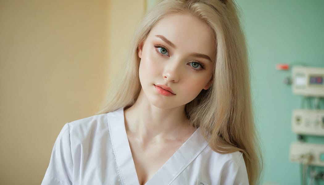 Tags: 21872187, SDXL
{"3": {"inputs": {"seed": 690520748984279, "steps": 32, "cfg": 6.3, "sampler_name": "dpmpp_2m", "scheduler": "karras", "denoise": 1.0, "model": ["27", 0], "positive": ["6", 0], "negative": ["7", 0], "latent_image": ["5", 0]}, "class_type": "KSampler"}, "4": {"inputs": {"ckpt_name": "juggernautxl.safetensors"}, "class_type": "CheckpointLoaderSimple"}, "5": {"inputs": {"width": 1344, "height": 768, "batch_size": 1}, "class_type": "EmptyLatentImage"}, "6": {"inputs": {"text": "18 year old girl, (ukrainian:1.02), (irish:0.95), (idol:1.03), (seductive pose:1.09), (sexy lips:1.09), (seductive facial expression:1.08), (eyelashes:1.14), (blush:0.96), (cute:1.05), (detailed face:1.00), (pale skin:1.14), (slim:1.00), (beautiful eyes:1.11), (temptress:1.02), (double eyelids:1.07), (in a seductive pose:1.04), (large perky breasts:1.09), (cleavage:1.12), (thigh gap:1.13), (nurse in uniform:1.10) working in a hospital ward, (detailed skin:1.00), (soft lighting:1.03), (portra:1.06), (candid cinema:1.06), (natural looking skin:1.08), (film:1.07), (skin fuzz:1.04), (textured skin:1.00), (RAW:1.08)", "clip": ["27", 1]}, "class_type": "CLIPTextEncode"}, "7": {"inputs": {"text": "(low resolution:1.05), (bad hands:1.05), (watermark:1.11), (twisted:1.05), (worst quality:1.05), (open mouth:1.09), (distorted:1.06)", "clip": ["27", 1]}, "class_type": "CLIPTextEncode"}, "8": {"inputs": {"samples": ["3", 0], "vae": ["4", 2]}, "class_type": "VAEDecode"}, "25": {"inputs": {"lora_name": "nudify_xl.safetensors", "strength_model": 0.04, "strength_clip": 0.01, "model": ["4", 0], "clip": ["4", 1]}, "class_type": "LoraLoader"}, "26": {"inputs": {"lora_name": "shirtlift_SDXL_v2.safetensors", "strength_model": 0.09, "strength_clip": 0.01, "model": ["25", 0], "clip": ["25", 1]}, "class_type": "LoraLoader"}, "27": {"inputs": {"lora_name": "PerfectEyesXL.safetensors", "strength_model": 0.1, "strength_clip": 0.15, "model": ["26", 0], "clip": ["26", 1]}, "class_type": "LoraLoader"}, "30": {"inputs": {"model_name": "4x_NMKD-Superscale-SP_178000_G.pth"}, "class_type": "UpscaleModelLoader"}, "31": {"inputs": {"upscale_model": ["30", 0], "image": ["8", 0]}, "class_type": "ImageUpscaleWithModel"}, "32": {"inputs": {"upscale_method": "lanczos", "scale_by": 0.5, "image": ["31", 0]}, "class_type": "ImageScaleBy"}, "33": {"inputs": {"pixels": ["32", 0], "vae": ["4", 2]}, "class_type": "VAEEncode"}, "34": {"inputs": {"seed": 690520748984279, "steps": 32, "cfg": 6.3, "sampler_name": "dpmpp_2m", "scheduler": "karras", "denoise": 0.3, "model": ["27", 0], "positive": ["6", 0], "negative": ["7", 0], "latent_image": ["33", 0]}, "class_type": "KSampler"}, "36": {"inputs": {"samples": ["34", 0], "vae": ["4", 2]}, "class_type": "VAEDecode"}, "39": {"inputs": {"filename_prefix": "comfyapi-1718773427966", "images": ["36", 0]}, "class_type": "SaveImage"}}