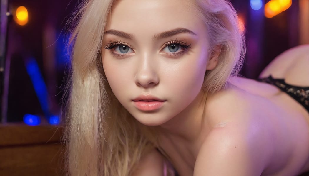 Tags: 21872187, SDXL
{"3": {"inputs": {"seed": 906222714076654, "steps": 32, "cfg": 5.06, "sampler_name": "dpmpp_2m", "scheduler": "karras", "denoise": 1.0, "model": ["27", 0], "positive": ["6", 0], "negative": ["7", 0], "latent_image": ["5", 0]}, "class_type": "KSampler"}, "4": {"inputs": {"ckpt_name": "juggernautxl.safetensors"}, "class_type": "CheckpointLoaderSimple"}, "5": {"inputs": {"width": 1344, "height": 768, "batch_size": 1}, "class_type": "EmptyLatentImage"}, "6": {"inputs": {"text": "18 year old girl, (russian:1.05), (ukrainian:1.12), (detailed face:1.00), (blush:0.95), (temptress:0.99), (slim:1.07), (beautiful eyes:1.12), (seductive pose:1.06), (seductive facial expression:0.98), (pale skin:1.12), (cute:1.13), (double eyelids:1.06), (idol:0.95), (sexy lips:1.00), (eyelashes:1.00), (perky ass:1.00), (exposed ass:0.95), (looking back:1.01), (sexy ass:1.08), (thigh gap:1.09), (a pole dancer:1.02) at a night club, (skin fuzz:1.06), (textured skin:1.07), (RAW:1.07), (soft lighting:1.03), (detailed skin:1.02), (natural looking skin:1.03), (candid cinema:1.01), (film:1.07), (portra:1.09)", "clip": ["27", 1]}, "class_type": "CLIPTextEncode"}, "7": {"inputs": {"text": "(distorted:1.14), (worst quality:1.11), (bad hands:1.14), (twisted:1.11), (watermark:1.07), (open mouth:1.05), (low resolution:1.06)", "clip": ["27", 1]}, "class_type": "CLIPTextEncode"}, "8": {"inputs": {"samples": ["3", 0], "vae": ["4", 2]}, "class_type": "VAEDecode"}, "25": {"inputs": {"lora_name": "nudify_xl.safetensors", "strength_model": 0.1, "strength_clip": 0.1, "model": ["4", 0], "clip": ["4", 1]}, "class_type": "LoraLoader"}, "26": {"inputs": {"lora_name": "shirtlift_SDXL_v2.safetensors", "strength_model": 0.01, "strength_clip": 0.1, "model": ["25", 0], "clip": ["25", 1]}, "class_type": "LoraLoader"}, "27": {"inputs": {"lora_name": "PerfectEyesXL.safetensors", "strength_model": 0.07, "strength_clip": 0.04, "model": ["26", 0], "clip": ["26", 1]}, "class_type": "LoraLoader"}, "30": {"inputs": {"model_name": "4x_NMKD-Superscale-SP_178000_G.pth"}, "class_type": "UpscaleModelLoader"}, "31": {"inputs": {"upscale_model": ["30", 0], "image": ["8", 0]}, "class_type": "ImageUpscaleWithModel"}, "32": {"inputs": {"upscale_method": "lanczos", "scale_by": 0.5, "image": ["31", 0]}, "class_type": "ImageScaleBy"}, "33": {"inputs": {"pixels": ["32", 0], "vae": ["4", 2]}, "class_type": "VAEEncode"}, "34": {"inputs": {"seed": 906222714076654, "steps": 32, "cfg": 5.06, "sampler_name": "dpmpp_2m", "scheduler": "karras", "denoise": 0.3, "model": ["27", 0], "positive": ["6", 0], "negative": ["7", 0], "latent_image": ["33", 0]}, "class_type": "KSampler"}, "36": {"inputs": {"samples": ["34", 0], "vae": ["4", 2]}, "class_type": "VAEDecode"}, "39": {"inputs": {"filename_prefix": "comfyapi-1717326522073", "images": ["36", 0]}, "class_type": "SaveImage"}}