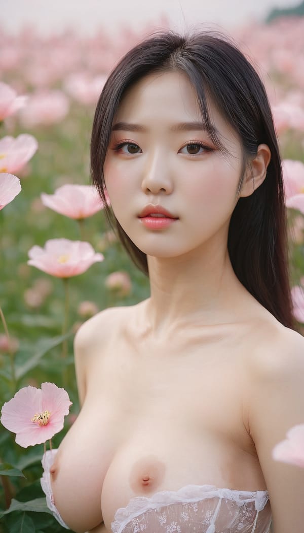 Tags: 21872187, SDXL
{"3": {"inputs": {"seed": 141800555745963, "steps": 64, "cfg": 6.54, "sampler_name": "dpmpp_2m", "scheduler": "karras", "denoise": 1.0, "model": ["27", 0], "positive": ["6", 0], "negative": ["7", 0], "latent_image": ["5", 0]}, "class_type": "KSampler"}, "4": {"inputs": {"ckpt_name": "juggernautxl.safetensors"}, "class_type": "CheckpointLoaderSimple"}, "5": {"inputs": {"width": 768, "height": 1344, "batch_size": 1}, "class_type": "EmptyLatentImage"}, "6": {"inputs": {"text": "21 year old girl, (korean:1.06), (detailed face:1.06), (pale skin:1.03), (seductive facial expression:1.07), (sexy lips:0.96), (blush:1.01), (slim:0.95), (seductive pose:0.96), (idol:0.96), (cute:1.05), (eyelashes:1.06), (double eyelids:1.13), (temptress:1.13), (beautiful eyes:1.11), (in a seductive pose:1.00), (large perky breasts:1.14), (cleavage:1.06), (thigh gap:1.11), wearing (translucent clothes:1.02) on a flower field, (detailed skin:1.08), (candid cinema:1.08), (skin fuzz:1.03), (film:1.07), (textured skin:1.04), (natural looking skin:1.02), (RAW:1.08), (soft lighting:1.09), (portra:1.05)", "clip": ["27", 1]}, "class_type": "CLIPTextEncode"}, "7": {"inputs": {"text": "(twisted:1.14), (bad hands:1.10), (worst quality:1.13), (open mouth:1.13), (watermark:1.07), (low resolution:1.09), (distorted:1.05)", "clip": ["27", 1]}, "class_type": "CLIPTextEncode"}, "8": {"inputs": {"samples": ["3", 0], "vae": ["4", 2]}, "class_type": "VAEDecode"}, "25": {"inputs": {"lora_name": "nudify_xl.safetensors", "strength_model": 0.03, "strength_clip": 0.03, "model": ["4", 0], "clip": ["4", 1]}, "class_type": "LoraLoader"}, "26": {"inputs": {"lora_name": "shirtlift_SDXL_v2.safetensors", "strength_model": 0.02, "strength_clip": 0.09, "model": ["25", 0], "clip": ["25", 1]}, "class_type": "LoraLoader"}, "27": {"inputs": {"lora_name": "PerfectEyesXL.safetensors", "strength_model": 0.17, "strength_clip": 0.16, "model": ["26", 0], "clip": ["26", 1]}, "class_type": "LoraLoader"}, "30": {"inputs": {"model_name": "4x_NMKD-Superscale-SP_178000_G.pth"}, "class_type": "UpscaleModelLoader"}, "31": {"inputs": {"upscale_model": ["30", 0], "image": ["8", 0]}, "class_type": "ImageUpscaleWithModel"}, "32": {"inputs": {"upscale_method": "lanczos", "scale_by": 0.5, "image": ["31", 0]}, "class_type": "ImageScaleBy"}, "33": {"inputs": {"pixels": ["32", 0], "vae": ["4", 2]}, "class_type": "VAEEncode"}, "34": {"inputs": {"seed": 141800555745963, "steps": 64, "cfg": 6.54, "sampler_name": "dpmpp_2m", "scheduler": "karras", "denoise": 0.3, "model": ["27", 0], "positive": ["6", 0], "negative": ["7", 0], "latent_image": ["33", 0]}, "class_type": "KSampler"}, "36": {"inputs": {"samples": ["34", 0], "vae": ["4", 2]}, "class_type": "VAEDecode"}, "39": {"inputs": {"filename_prefix": "comfyapi-1732705845146", "images": ["36", 0]}, "class_type": "SaveImage"}}