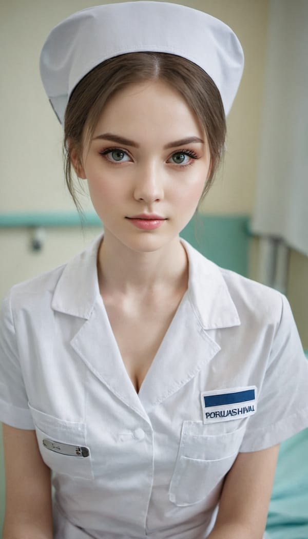 Tags: 21872187, SDXL
{"3": {"inputs": {"seed": 840268878281295, "steps": 64, "cfg": 5.32, "sampler_name": "dpmpp_2m", "scheduler": "karras", "denoise": 1.0, "model": ["27", 0], "positive": ["6", 0], "negative": ["7", 0], "latent_image": ["5", 0]}, "class_type": "KSampler"}, "4": {"inputs": {"ckpt_name": "juggernautXL_v7Rundiffusion.safetensors"}, "class_type": "CheckpointLoaderSimple"}, "5": {"inputs": {"width": 768, "height": 1344, "batch_size": 1}, "class_type": "EmptyLatentImage"}, "6": {"inputs": {"text": "20 year old girl, (ukrainian:1.00), (idol:0.98), (slim:0.96), (pale skin:1.09), (seductive pose:0.98), (eyelashes:1.04), (seductive facial expression:0.99), (detailed face:1.02), (beautiful eyes:1.07), (blush:1.06), (double eyelids:1.14), (cute:1.10), (temptress:1.03), (in a seductive pose:1.11), (large perky breasts:1.04), (cleavage:1.02), (thigh gap:0.97), (nurse in uniform:1.12) working in a hospital ward, (film:1.09), (portra:1.01), (RAW:1.04), (skin fuzz:1.04), (textured skin:1.05), (natural looking skin:1.07), (soft lighting:1.05), (detailed skin:1.09), (candid cinema:1.08)", "clip": ["27", 1]}, "class_type": "CLIPTextEncode"}, "7": {"inputs": {"text": "(distorted:1.09), (worst quality:1.11), (twisted:1.05), (bad hands:1.08), (open mouth:1.13), (watermark:1.11)", "clip": ["27", 1]}, "class_type": "CLIPTextEncode"}, "8": {"inputs": {"samples": ["3", 0], "vae": ["4", 2]}, "class_type": "VAEDecode"}, "25": {"inputs": {"lora_name": "nudify_xl.safetensors", "strength_model": 0.0, "strength_clip": 0.35, "model": ["4", 0], "clip": ["4", 1]}, "class_type": "LoraLoader"}, "26": {"inputs": {"lora_name": "shirtlift_SDXL_v2.safetensors", "strength_model": 0.06, "strength_clip": 0.14, "model": ["25", 0], "clip": ["25", 1]}, "class_type": "LoraLoader"}, "27": {"inputs": {"lora_name": "PerfectEyesXL.safetensors", "strength_model": 0.06, "strength_clip": 0.05, "model": ["26", 0], "clip": ["26", 1]}, "class_type": "LoraLoader"}, "30": {"inputs": {"model_name": "4x_NMKD-Superscale-SP_178000_G.pth"}, "class_type": "UpscaleModelLoader"}, "31": {"inputs": {"upscale_model": ["30", 0], "image": ["8", 0]}, "class_type": "ImageUpscaleWithModel"}, "32": {"inputs": {"upscale_method": "lanczos", "scale_by": 0.5, "image": ["31", 0]}, "class_type": "ImageScaleBy"}, "33": {"inputs": {"pixels": ["32", 0], "vae": ["4", 2]}, "class_type": "VAEEncode"}, "34": {"inputs": {"seed": 840268878281295, "steps": 64, "cfg": 5.32, "sampler_name": "dpmpp_2m", "scheduler": "karras", "denoise": 0.3, "model": ["27", 0], "positive": ["6", 0], "negative": ["7", 0], "latent_image": ["33", 0]}, "class_type": "KSampler"}, "36": {"inputs": {"samples": ["34", 0], "vae": ["4", 2]}, "class_type": "VAEDecode"}, "39": {"inputs": {"filename_prefix": "comfyapi-1705687577379", "images": ["36", 0]}, "class_type": "SaveImage"}}