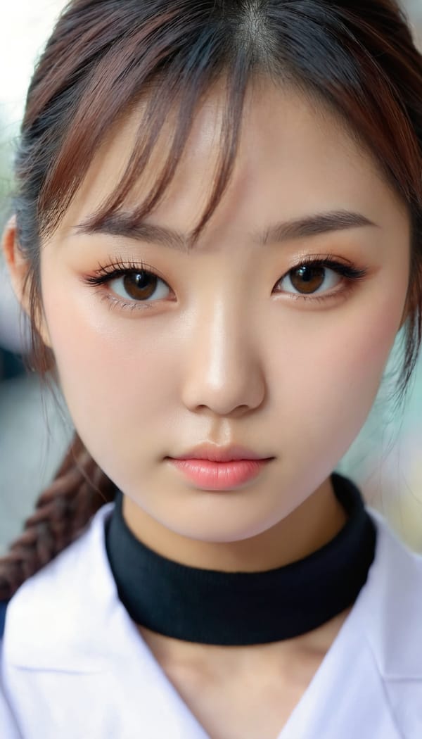 Tags: 21872187, SDXL
{"3": {"inputs": {"seed": 997280298835423, "steps": 64, "cfg": 5.77, "sampler_name": "dpmpp_2m", "scheduler": "karras", "denoise": 1.0, "model": ["27", 0], "positive": ["6", 0], "negative": ["7", 0], "latent_image": ["5", 0]}, "class_type": "KSampler"}, "4": {"inputs": {"ckpt_name": "juggernautxl.safetensors"}, "class_type": "CheckpointLoaderSimple"}, "5": {"inputs": {"width": 768, "height": 1344, "batch_size": 1}, "class_type": "EmptyLatentImage"}, "6": {"inputs": {"text": "24 year old girl, (korean:1.10), (russian:1.14), (taiwanese:1.09), (temptress:0.96), (double eyelids:1.04), (eyelashes:1.11), (detailed face:1.11), (blush:1.05), (seductive facial expression:1.14), (seductive pose:1.12), (slim:1.10), (cute:1.12), (beautiful eyes:1.12), (sexy lips:0.99), (idol:1.09), (in a seductive pose:1.03), (large perky breasts:1.10), (cleavage:1.06), (thigh gap:1.07), (school uniform:1.05), choker, busy street, (portra:1.09), (film:1.07), (textured skin:1.07), (soft lighting:1.01), (detailed skin:1.06), (natural looking skin:1.06), (RAW:1.06), (candid cinema:1.02), (skin fuzz:1.01)", "clip": ["27", 1]}, "class_type": "CLIPTextEncode"}, "7": {"inputs": {"text": "(bad hands:1.08), (twisted:1.12), (open mouth:1.11), (distorted:1.08), (low resolution:1.14), (worst quality:1.07)", "clip": ["27", 1]}, "class_type": "CLIPTextEncode"}, "8": {"inputs": {"samples": ["3", 0], "vae": ["4", 2]}, "class_type": "VAEDecode"}, "25": {"inputs": {"lora_name": "nudify_xl.safetensors", "strength_model": 0.02, "strength_clip": 0.02, "model": ["4", 0], "clip": ["4", 1]}, "class_type": "LoraLoader"}, "26": {"inputs": {"lora_name": "shirtlift_SDXL_v2.safetensors", "strength_model": 0.13, "strength_clip": 0.07, "model": ["25", 0], "clip": ["25", 1]}, "class_type": "LoraLoader"}, "27": {"inputs": {"lora_name": "PerfectEyesXL.safetensors", "strength_model": 0.05, "strength_clip": 0.06, "model": ["26", 0], "clip": ["26", 1]}, "class_type": "LoraLoader"}, "30": {"inputs": {"model_name": "4x_NMKD-Superscale-SP_178000_G.pth"}, "class_type": "UpscaleModelLoader"}, "31": {"inputs": {"upscale_model": ["30", 0], "image": ["8", 0]}, "class_type": "ImageUpscaleWithModel"}, "32": {"inputs": {"upscale_method": "lanczos", "scale_by": 0.5, "image": ["31", 0]}, "class_type": "ImageScaleBy"}, "33": {"inputs": {"pixels": ["32", 0], "vae": ["4", 2]}, "class_type": "VAEEncode"}, "34": {"inputs": {"seed": 997280298835423, "steps": 64, "cfg": 5.77, "sampler_name": "dpmpp_2m", "scheduler": "karras", "denoise": 0.3, "model": ["27", 0], "positive": ["6", 0], "negative": ["7", 0], "latent_image": ["33", 0]}, "class_type": "KSampler"}, "36": {"inputs": {"samples": ["34", 0], "vae": ["4", 2]}, "class_type": "VAEDecode"}, "39": {"inputs": {"filename_prefix": "comfyapi-1714202774560", "images": ["36", 0]}, "class_type": "SaveImage"}}