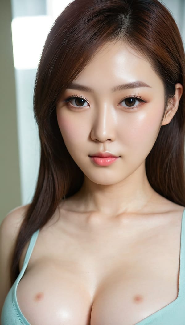 Tags: 21872187, SDXL
{"3": {"inputs": {"seed": 176146218451107, "steps": 32, "cfg": 7.01, "sampler_name": "dpmpp_2m", "scheduler": "karras", "denoise": 1.0, "model": ["27", 0], "positive": ["6", 0], "negative": ["7", 0], "latent_image": ["5", 0]}, "class_type": "KSampler"}, "4": {"inputs": {"ckpt_name": "juggernautXL_v8Rundiffusion.safetensors"}, "class_type": "CheckpointLoaderSimple"}, "5": {"inputs": {"width": 768, "height": 1344, "batch_size": 1}, "class_type": "EmptyLatentImage"}, "6": {"inputs": {"text": "27 year old girl, (korean:1.09), (taiwanese:1.07), (irish:0.99), (chinese:0.97), (beautiful eyes:1.14), (pale skin:1.12), (sexy lips:1.04), (double eyelids:0.95), (temptress:1.13), (detailed face:1.01), (idol:1.08), (seductive pose:1.12), (eyelashes:1.03), (blush:1.03), (slim:0.95), (cute:0.96), (in a seductive pose:1.07), (large perky breasts:1.12), (cleavage:1.08), (thigh gap:1.08), (an office lady:0.99), (soft lighting:1.09), (portra:1.04), (detailed skin:1.09), (film:1.06), (textured skin:1.05), (natural looking skin:1.01), (skin fuzz:1.08), (RAW:1.07), (candid cinema:1.03)", "clip": ["27", 1]}, "class_type": "CLIPTextEncode"}, "7": {"inputs": {"text": "(open mouth:1.06), (twisted:1.12), (bad hands:1.13), (worst quality:1.12), (low resolution:1.05), (distorted:1.10), (watermark:1.06)", "clip": ["27", 1]}, "class_type": "CLIPTextEncode"}, "8": {"inputs": {"samples": ["3", 0], "vae": ["4", 2]}, "class_type": "VAEDecode"}, "25": {"inputs": {"lora_name": "nudify_xl.safetensors", "strength_model": 0.12, "strength_clip": 0.35, "model": ["4", 0], "clip": ["4", 1]}, "class_type": "LoraLoader"}, "26": {"inputs": {"lora_name": "shirtlift_SDXL_v2.safetensors", "strength_model": 0.0, "strength_clip": 0.05, "model": ["25", 0], "clip": ["25", 1]}, "class_type": "LoraLoader"}, "27": {"inputs": {"lora_name": "PerfectEyesXL.safetensors", "strength_model": 0.11, "strength_clip": 0.03, "model": ["26", 0], "clip": ["26", 1]}, "class_type": "LoraLoader"}, "30": {"inputs": {"model_name": "4x_NMKD-Superscale-SP_178000_G.pth"}, "class_type": "UpscaleModelLoader"}, "31": {"inputs": {"upscale_model": ["30", 0], "image": ["8", 0]}, "class_type": "ImageUpscaleWithModel"}, "32": {"inputs": {"upscale_method": "lanczos", "scale_by": 0.5, "image": ["31", 0]}, "class_type": "ImageScaleBy"}, "33": {"inputs": {"pixels": ["32", 0], "vae": ["4", 2]}, "class_type": "VAEEncode"}, "34": {"inputs": {"seed": 176146218451107, "steps": 32, "cfg": 7.01, "sampler_name": "dpmpp_2m", "scheduler": "karras", "denoise": 0.3, "model": ["27", 0], "positive": ["6", 0], "negative": ["7", 0], "latent_image": ["33", 0]}, "class_type": "KSampler"}, "36": {"inputs": {"samples": ["34", 0], "vae": ["4", 2]}, "class_type": "VAEDecode"}, "39": {"inputs": {"filename_prefix": "comfyapi-1708254747938", "images": ["36", 0]}, "class_type": "SaveImage"}}