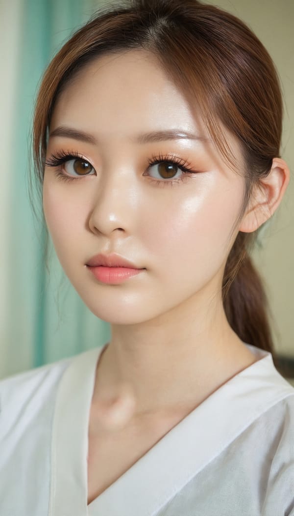 Tags: 21872187, SDXL
{"3": {"inputs": {"seed": 924566466453707, "steps": 32, "cfg": 5.92, "sampler_name": "dpmpp_2m", "scheduler": "karras", "denoise": 1.0, "model": ["27", 0], "positive": ["6", 0], "negative": ["7", 0], "latent_image": ["5", 0]}, "class_type": "KSampler"}, "4": {"inputs": {"ckpt_name": "juggernautxl.safetensors"}, "class_type": "CheckpointLoaderSimple"}, "5": {"inputs": {"width": 768, "height": 1344, "batch_size": 1}, "class_type": "EmptyLatentImage"}, "6": {"inputs": {"text": "21 year old girl, (japanese:1.01), (irish:1.08), (eyelashes:1.14), (double eyelids:1.05), (cute:1.14), (seductive facial expression:0.96), (detailed face:1.14), (seductive pose:0.95), (sexy lips:0.97), (slim:1.01), (temptress:1.01), (idol:0.95), (blush:0.98), (beautiful eyes:1.08), (pale skin:1.13), (in a seductive pose:0.95), (large perky breasts:0.99), (cleavage:0.96), (thigh gap:1.13), (nurse in uniform:1.09) working in a hospital ward, (candid cinema:1.08), (soft lighting:1.04), (skin fuzz:1.05), (textured skin:1.02), (portra:1.00), (film:1.07), (RAW:1.06), (natural looking skin:1.06)", "clip": ["27", 1]}, "class_type": "CLIPTextEncode"}, "7": {"inputs": {"text": "(low resolution:1.05), (open mouth:1.12), (distorted:1.06), (worst quality:1.06), (twisted:1.07), (watermark:1.11), (bad hands:1.08)", "clip": ["27", 1]}, "class_type": "CLIPTextEncode"}, "8": {"inputs": {"samples": ["3", 0], "vae": ["4", 2]}, "class_type": "VAEDecode"}, "25": {"inputs": {"lora_name": "nudify_xl.safetensors", "strength_model": 0.23, "strength_clip": 0.27, "model": ["4", 0], "clip": ["4", 1]}, "class_type": "LoraLoader"}, "26": {"inputs": {"lora_name": "shirtlift_SDXL_v2.safetensors", "strength_model": 0.19, "strength_clip": 0.16, "model": ["25", 0], "clip": ["25", 1]}, "class_type": "LoraLoader"}, "27": {"inputs": {"lora_name": "PerfectEyesXL.safetensors", "strength_model": 0.09, "strength_clip": 0.1, "model": ["26", 0], "clip": ["26", 1]}, "class_type": "LoraLoader"}, "30": {"inputs": {"model_name": "4x_NMKD-Superscale-SP_178000_G.pth"}, "class_type": "UpscaleModelLoader"}, "31": {"inputs": {"upscale_model": ["30", 0], "image": ["8", 0]}, "class_type": "ImageUpscaleWithModel"}, "32": {"inputs": {"upscale_method": "lanczos", "scale_by": 0.5, "image": ["31", 0]}, "class_type": "ImageScaleBy"}, "33": {"inputs": {"pixels": ["32", 0], "vae": ["4", 2]}, "class_type": "VAEEncode"}, "34": {"inputs": {"seed": 924566466453707, "steps": 32, "cfg": 5.92, "sampler_name": "dpmpp_2m", "scheduler": "karras", "denoise": 0.3, "model": ["27", 0], "positive": ["6", 0], "negative": ["7", 0], "latent_image": ["33", 0]}, "class_type": "KSampler"}, "36": {"inputs": {"samples": ["34", 0], "vae": ["4", 2]}, "class_type": "VAEDecode"}, "39": {"inputs": {"filename_prefix": "comfyapi-1713475773055", "images": ["36", 0]}, "class_type": "SaveImage"}}