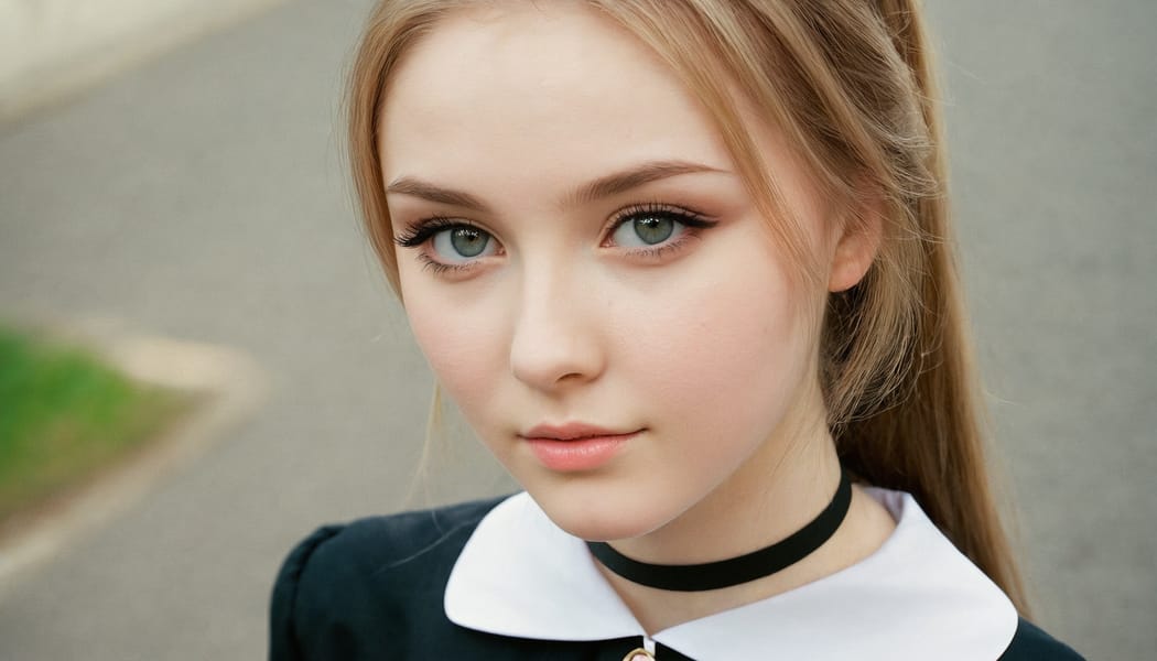 Tags: 21872187, SDXL
{"3": {"inputs": {"seed": 212644387226071, "steps": 64, "cfg": 5.55, "sampler_name": "dpmpp_2m", "scheduler": "karras", "denoise": 1.0, "model": ["27", 0], "positive": ["6", 0], "negative": ["7", 0], "latent_image": ["5", 0]}, "class_type": "KSampler"}, "4": {"inputs": {"ckpt_name": "juggernautxl.safetensors"}, "class_type": "CheckpointLoaderSimple"}, "5": {"inputs": {"width": 1344, "height": 768, "batch_size": 1}, "class_type": "EmptyLatentImage"}, "6": {"inputs": {"text": "22 year old girl, (russian:1.13), (beautiful eyes:1.09), (temptress:1.08), (double eyelids:1.11), (pale skin:0.98), (seductive pose:1.01), (cute:1.10), (eyelashes:0.98), (blush:1.14), (slim:1.09), (detailed face:0.99), (seductive facial expression:1.08), (sexy lips:0.95), (in a seductive pose:1.13), (large perky breasts:1.07), (cleavage:1.00), (thigh gap:1.12), (school uniform:1.02), choker, busy street, (detailed skin:1.06), (natural looking skin:1.00), (film:1.01), (portra:1.08), (skin fuzz:1.04), (RAW:1.00), (candid cinema:1.03), (soft lighting:1.08), (textured skin:1.00)", "clip": ["27", 1]}, "class_type": "CLIPTextEncode"}, "7": {"inputs": {"text": "(open mouth:1.07), (low resolution:1.08), (twisted:1.12), (distorted:1.12), (worst quality:1.11), (bad hands:1.11), (watermark:1.08)", "clip": ["27", 1]}, "class_type": "CLIPTextEncode"}, "8": {"inputs": {"samples": ["3", 0], "vae": ["4", 2]}, "class_type": "VAEDecode"}, "25": {"inputs": {"lora_name": "nudify_xl.safetensors", "strength_model": 0.39, "strength_clip": 0.25, "model": ["4", 0], "clip": ["4", 1]}, "class_type": "LoraLoader"}, "26": {"inputs": {"lora_name": "shirtlift_SDXL_v2.safetensors", "strength_model": 0.12, "strength_clip": 0.14, "model": ["25", 0], "clip": ["25", 1]}, "class_type": "LoraLoader"}, "27": {"inputs": {"lora_name": "PerfectEyesXL.safetensors", "strength_model": 0.0, "strength_clip": 0.09, "model": ["26", 0], "clip": ["26", 1]}, "class_type": "LoraLoader"}, "30": {"inputs": {"model_name": "4x_NMKD-Superscale-SP_178000_G.pth"}, "class_type": "UpscaleModelLoader"}, "31": {"inputs": {"upscale_model": ["30", 0], "image": ["8", 0]}, "class_type": "ImageUpscaleWithModel"}, "32": {"inputs": {"upscale_method": "lanczos", "scale_by": 0.5, "image": ["31", 0]}, "class_type": "ImageScaleBy"}, "33": {"inputs": {"pixels": ["32", 0], "vae": ["4", 2]}, "class_type": "VAEEncode"}, "34": {"inputs": {"seed": 212644387226071, "steps": 64, "cfg": 5.55, "sampler_name": "dpmpp_2m", "scheduler": "karras", "denoise": 0.3, "model": ["27", 0], "positive": ["6", 0], "negative": ["7", 0], "latent_image": ["33", 0]}, "class_type": "KSampler"}, "36": {"inputs": {"samples": ["34", 0], "vae": ["4", 2]}, "class_type": "VAEDecode"}, "39": {"inputs": {"filename_prefix": "comfyapi-1713320809917", "images": ["36", 0]}, "class_type": "SaveImage"}}