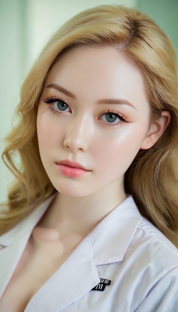 Tags: 21872187, SDXL
{"3": {"inputs": {"seed": 988185637306287, "steps": 64, "cfg": 6.83, "sampler_name": "dpmpp_2m", "scheduler": "karras", "denoise": 1.0, "model": ["27", 0], "positive": ["6", 0], "negative": ["7", 0], "latent_image": ["5", 0]}, "class_type": "KSampler"}, "4": {"inputs": {"ckpt_name": "juggernautxl.safetensors"}, "class_type": "CheckpointLoaderSimple"}, "5": {"inputs": {"width": 768, "height": 1344, "batch_size": 1}, "class_type": "EmptyLatentImage"}, "6": {"inputs": {"text": "28 year old girl, (eyelashes:0.97), (pale skin:1.11), (seductive pose:1.06), (double eyelids:1.08), (sexy lips:1.05), (idol:0.96), (beautiful eyes:1.03), (seductive facial expression:1.09), (temptress:1.12), (cute:1.13), (blush:1.10), (in a seductive pose:1.11), (large perky breasts:1.09), (cleavage:0.96), (thigh gap:1.07), (nurse in uniform:0.99) working in a hospital ward, (textured skin:1.05), (natural looking skin:1.09), (portra:1.03), (soft lighting:1.08), (detailed skin:1.01), (RAW:1.06), (film:1.02), (candid cinema:1.08), (skin fuzz:1.08)", "clip": ["27", 1]}, "class_type": "CLIPTextEncode"}, "7": {"inputs": {"text": "(bad hands:1.05), (open mouth:1.07), (twisted:1.09), (distorted:1.08), (worst quality:1.05), (low resolution:1.10), (watermark:1.12)", "clip": ["27", 1]}, "class_type": "CLIPTextEncode"}, "8": {"inputs": {"samples": ["3", 0], "vae": ["4", 2]}, "class_type": "VAEDecode"}, "25": {"inputs": {"lora_name": "nudify_xl.safetensors", "strength_model": 0.38, "strength_clip": 0.1, "model": ["4", 0], "clip": ["4", 1]}, "class_type": "LoraLoader"}, "26": {"inputs": {"lora_name": "shirtlift_SDXL_v2.safetensors", "strength_model": 0.09, "strength_clip": 0.18, "model": ["25", 0], "clip": ["25", 1]}, "class_type": "LoraLoader"}, "27": {"inputs": {"lora_name": "PerfectEyesXL.safetensors", "strength_model": 0.19, "strength_clip": 0.02, "model": ["26", 0], "clip": ["26", 1]}, "class_type": "LoraLoader"}, "30": {"inputs": {"model_name": "4x_NMKD-Superscale-SP_178000_G.pth"}, "class_type": "UpscaleModelLoader"}, "31": {"inputs": {"upscale_model": ["30", 0], "image": ["8", 0]}, "class_type": "ImageUpscaleWithModel"}, "32": {"inputs": {"upscale_method": "lanczos", "scale_by": 0.5, "image": ["31", 0]}, "class_type": "ImageScaleBy"}, "33": {"inputs": {"pixels": ["32", 0], "vae": ["4", 2]}, "class_type": "VAEEncode"}, "34": {"inputs": {"seed": 988185637306287, "steps": 64, "cfg": 6.83, "sampler_name": "dpmpp_2m", "scheduler": "karras", "denoise": 0.3, "model": ["27", 0], "positive": ["6", 0], "negative": ["7", 0], "latent_image": ["33", 0]}, "class_type": "KSampler"}, "36": {"inputs": {"samples": ["34", 0], "vae": ["4", 2]}, "class_type": "VAEDecode"}, "39": {"inputs": {"filename_prefix": "comfyapi-1735369402033", "images": ["36", 0]}, "class_type": "SaveImage"}}