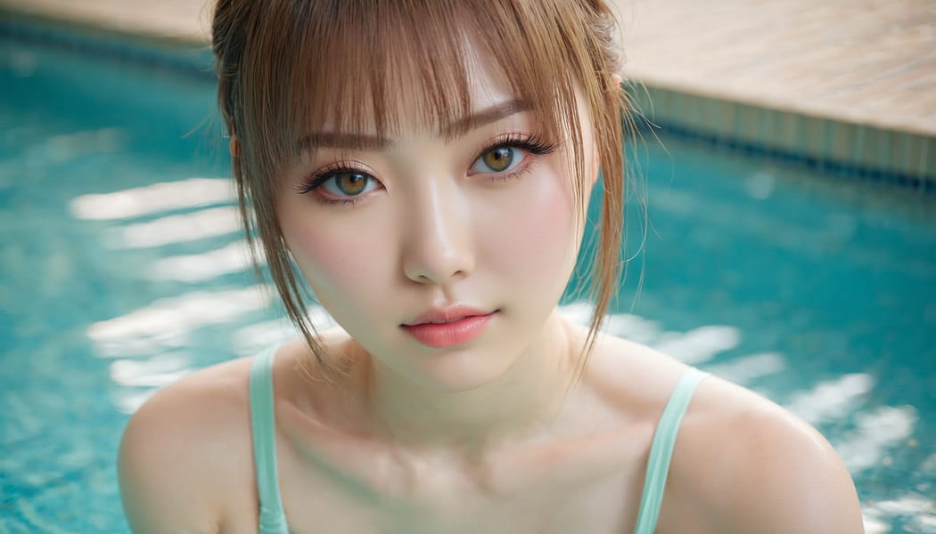 Tags: 21872187, SDXL
{"3": {"inputs": {"seed": 774233005985214, "steps": 32, "cfg": 7.94, "sampler_name": "dpmpp_2m", "scheduler": "karras", "denoise": 1.0, "model": ["27", 0], "positive": ["6", 0], "negative": ["7", 0], "latent_image": ["5", 0]}, "class_type": "KSampler"}, "4": {"inputs": {"ckpt_name": "juggernautxl.safetensors"}, "class_type": "CheckpointLoaderSimple"}, "5": {"inputs": {"width": 1344, "height": 768, "batch_size": 1}, "class_type": "EmptyLatentImage"}, "6": {"inputs": {"text": "27 year old girl, (japanese:1.01), (ukrainian:1.13), (detailed face:1.06), (idol:1.12), (temptress:1.12), (pale skin:0.95), (double eyelids:1.09), (sexy lips:0.97), (cute:1.04), (seductive pose:1.06), (slim:1.01), (blush:0.97), (seductive facial expression:1.00), (eyelashes:1.04), (beautiful eyes:1.09), (in a seductive pose:1.13), (large perky breasts:0.96), (cleavage:0.99), (thigh gap:1.07), (in a swimsuit:0.97) at a pool, (portra:1.09), (detailed skin:1.05), (candid cinema:1.07), (natural looking skin:1.07), (RAW:1.03), (textured skin:1.07), (film:1.06), (soft lighting:1.09), (skin fuzz:1.05)", "clip": ["27", 1]}, "class_type": "CLIPTextEncode"}, "7": {"inputs": {"text": "(low resolution:1.05), (bad hands:1.11), (watermark:1.11), (twisted:1.07), (open mouth:1.11), (distorted:1.10), (worst quality:1.08)", "clip": ["27", 1]}, "class_type": "CLIPTextEncode"}, "8": {"inputs": {"samples": ["3", 0], "vae": ["4", 2]}, "class_type": "VAEDecode"}, "25": {"inputs": {"lora_name": "nudify_xl.safetensors", "strength_model": 0.22, "strength_clip": 0.04, "model": ["4", 0], "clip": ["4", 1]}, "class_type": "LoraLoader"}, "26": {"inputs": {"lora_name": "shirtlift_SDXL_v2.safetensors", "strength_model": 0.06, "strength_clip": 0.07, "model": ["25", 0], "clip": ["25", 1]}, "class_type": "LoraLoader"}, "27": {"inputs": {"lora_name": "PerfectEyesXL.safetensors", "strength_model": 0.01, "strength_clip": 0.17, "model": ["26", 0], "clip": ["26", 1]}, "class_type": "LoraLoader"}, "30": {"inputs": {"model_name": "4x_NMKD-Superscale-SP_178000_G.pth"}, "class_type": "UpscaleModelLoader"}, "31": {"inputs": {"upscale_model": ["30", 0], "image": ["8", 0]}, "class_type": "ImageUpscaleWithModel"}, "32": {"inputs": {"upscale_method": "lanczos", "scale_by": 0.5, "image": ["31", 0]}, "class_type": "ImageScaleBy"}, "33": {"inputs": {"pixels": ["32", 0], "vae": ["4", 2]}, "class_type": "VAEEncode"}, "34": {"inputs": {"seed": 774233005985214, "steps": 32, "cfg": 7.94, "sampler_name": "dpmpp_2m", "scheduler": "karras", "denoise": 0.3, "model": ["27", 0], "positive": ["6", 0], "negative": ["7", 0], "latent_image": ["33", 0]}, "class_type": "KSampler"}, "36": {"inputs": {"samples": ["34", 0], "vae": ["4", 2]}, "class_type": "VAEDecode"}, "39": {"inputs": {"filename_prefix": "comfyapi-1734686747956", "images": ["36", 0]}, "class_type": "SaveImage"}}