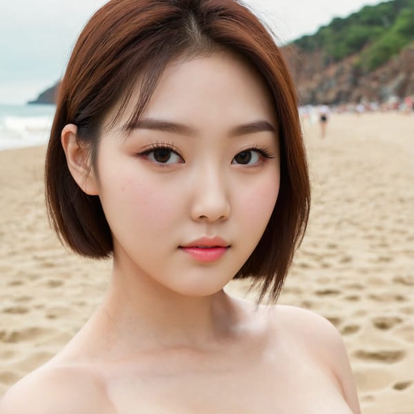 Tags: 21872187, SDXL
{"3": {"inputs": {"seed": 732311004188251, "steps": 32, "cfg": 6.69, "sampler_name": "dpmpp_2m", "scheduler": "karras", "denoise": 1.0, "model": ["27", 0], "positive": ["6", 0], "negative": ["7", 0], "latent_image": ["5", 0]}, "class_type": "KSampler"}, "4": {"inputs": {"ckpt_name": "juggernautXL_v8Rundiffusion.safetensors"}, "class_type": "CheckpointLoaderSimple"}, "5": {"inputs": {"width": 1024, "height": 1024, "batch_size": 1}, "class_type": "EmptyLatentImage"}, "6": {"inputs": {"text": "21 year old girl, (korean:1.14), (eyelashes:1.08), (idol:1.01), (cute:1.01), (detailed face:1.10), (temptress:0.98), (seductive pose:0.99), (double eyelids:1.00), (pale skin:1.06), (sexy lips:1.13), (blush:1.03), (slim:1.01), (beautiful eyes:1.10), (seductive facial expression:0.96), (in a seductive pose:1.07), (large perky breasts:0.96), (cleavage:1.05), (thigh gap:1.03), strolling (nude:1.08) at a beach, (candid cinema:1.01), (soft lighting:1.07), (detailed skin:1.05), (RAW:1.02), (skin fuzz:1.02), (film:1.09), (natural looking skin:1.02), (textured skin:1.00), (portra:1.06)", "clip": ["27", 1]}, "class_type": "CLIPTextEncode"}, "7": {"inputs": {"text": "(bad hands:1.11), (worst quality:1.14), (twisted:1.14), (watermark:1.06), (low resolution:1.06), (open mouth:1.11), (distorted:1.09)", "clip": ["27", 1]}, "class_type": "CLIPTextEncode"}, "8": {"inputs": {"samples": ["3", 0], "vae": ["4", 2]}, "class_type": "VAEDecode"}, "25": {"inputs": {"lora_name": "nudify_xl.safetensors", "strength_model": 0.3, "strength_clip": 0.36, "model": ["4", 0], "clip": ["4", 1]}, "class_type": "LoraLoader"}, "26": {"inputs": {"lora_name": "shirtlift_SDXL_v2.safetensors", "strength_model": 0.0, "strength_clip": 0.06, "model": ["25", 0], "clip": ["25", 1]}, "class_type": "LoraLoader"}, "27": {"inputs": {"lora_name": "PerfectEyesXL.safetensors", "strength_model": 0.13, "strength_clip": 0.08, "model": ["26", 0], "clip": ["26", 1]}, "class_type": "LoraLoader"}, "30": {"inputs": {"model_name": "4x_NMKD-Superscale-SP_178000_G.pth"}, "class_type": "UpscaleModelLoader"}, "31": {"inputs": {"upscale_model": ["30", 0], "image": ["8", 0]}, "class_type": "ImageUpscaleWithModel"}, "32": {"inputs": {"upscale_method": "lanczos", "scale_by": 0.5, "image": ["31", 0]}, "class_type": "ImageScaleBy"}, "33": {"inputs": {"pixels": ["32", 0], "vae": ["4", 2]}, "class_type": "VAEEncode"}, "34": {"inputs": {"seed": 732311004188251, "steps": 32, "cfg": 6.69, "sampler_name": "dpmpp_2m", "scheduler": "karras", "denoise": 0.3, "model": ["27", 0], "positive": ["6", 0], "negative": ["7", 0], "latent_image": ["33", 0]}, "class_type": "KSampler"}, "36": {"inputs": {"samples": ["34", 0], "vae": ["4", 2]}, "class_type": "VAEDecode"}, "39": {"inputs": {"filename_prefix": "comfyapi-1707524911504", "images": ["36", 0]}, "class_type": "SaveImage"}}