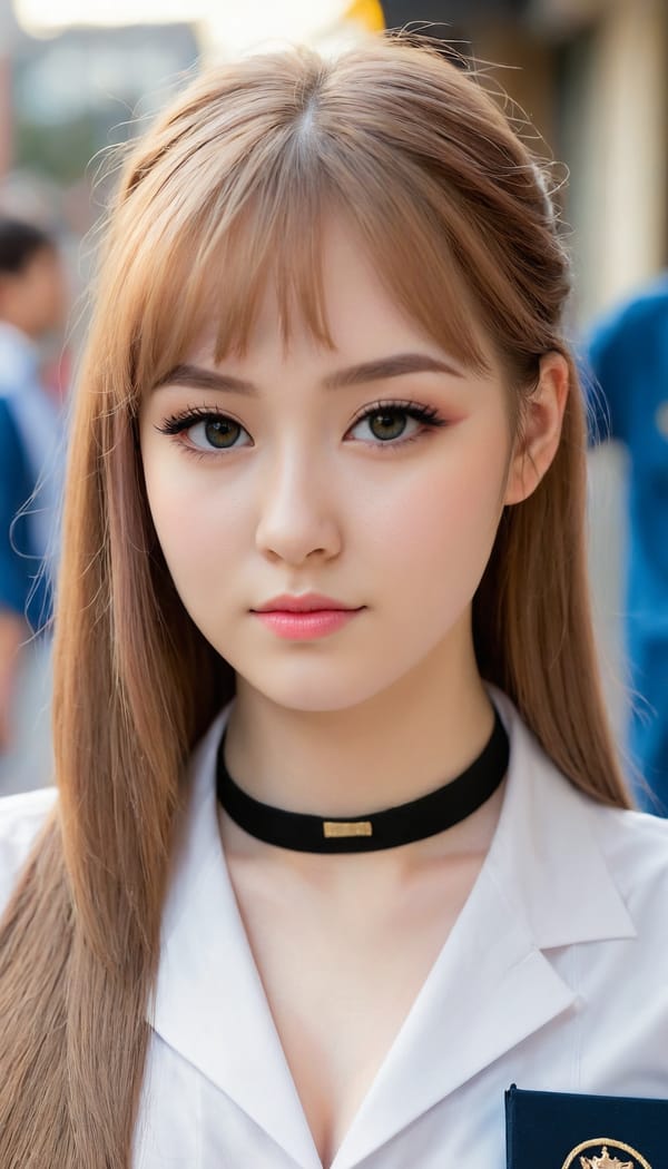 Tags: 21872187, SDXL
{"3": {"inputs": {"seed": 116929532836083, "steps": 64, "cfg": 7.02, "sampler_name": "dpmpp_2m", "scheduler": "karras", "denoise": 1.0, "model": ["27", 0], "positive": ["6", 0], "negative": ["7", 0], "latent_image": ["5", 0]}, "class_type": "KSampler"}, "4": {"inputs": {"ckpt_name": "juggernautXL_v8Rundiffusion.safetensors"}, "class_type": "CheckpointLoaderSimple"}, "5": {"inputs": {"width": 768, "height": 1344, "batch_size": 1}, "class_type": "EmptyLatentImage"}, "6": {"inputs": {"text": "21 year old girl, (idol:1.10), (slim:1.07), (seductive facial expression:1.04), (seductive pose:0.95), (double eyelids:1.14), (pale skin:0.95), (beautiful eyes:1.06), (temptress:1.07), (eyelashes:1.07), (blush:1.11), (detailed face:1.03), (cute:0.99), (sexy lips:0.96), (in a seductive pose:1.04), (large perky breasts:1.07), (cleavage:1.08), (thigh gap:1.00), (school uniform:1.10), choker, busy street, (textured skin:1.01), (portra:1.05), (RAW:1.01), (candid cinema:1.07), (skin fuzz:1.06), (soft lighting:1.06), (detailed skin:1.00), (natural looking skin:1.04), (film:1.01)", "clip": ["27", 1]}, "class_type": "CLIPTextEncode"}, "7": {"inputs": {"text": "(distorted:1.14), (low resolution:1.14), (watermark:1.09), (worst quality:1.11), (open mouth:1.11), (bad hands:1.08), (twisted:1.12)", "clip": ["27", 1]}, "class_type": "CLIPTextEncode"}, "8": {"inputs": {"samples": ["3", 0], "vae": ["4", 2]}, "class_type": "VAEDecode"}, "25": {"inputs": {"lora_name": "nudify_xl.safetensors", "strength_model": 0.21, "strength_clip": 0.08, "model": ["4", 0], "clip": ["4", 1]}, "class_type": "LoraLoader"}, "26": {"inputs": {"lora_name": "shirtlift_SDXL_v2.safetensors", "strength_model": 0.06, "strength_clip": 0.18, "model": ["25", 0], "clip": ["25", 1]}, "class_type": "LoraLoader"}, "27": {"inputs": {"lora_name": "PerfectEyesXL.safetensors", "strength_model": 0.17, "strength_clip": 0.11, "model": ["26", 0], "clip": ["26", 1]}, "class_type": "LoraLoader"}, "30": {"inputs": {"model_name": "4x_NMKD-Superscale-SP_178000_G.pth"}, "class_type": "UpscaleModelLoader"}, "31": {"inputs": {"upscale_model": ["30", 0], "image": ["8", 0]}, "class_type": "ImageUpscaleWithModel"}, "32": {"inputs": {"upscale_method": "lanczos", "scale_by": 0.5, "image": ["31", 0]}, "class_type": "ImageScaleBy"}, "33": {"inputs": {"pixels": ["32", 0], "vae": ["4", 2]}, "class_type": "VAEEncode"}, "34": {"inputs": {"seed": 116929532836083, "steps": 64, "cfg": 7.02, "sampler_name": "dpmpp_2m", "scheduler": "karras", "denoise": 0.3, "model": ["27", 0], "positive": ["6", 0], "negative": ["7", 0], "latent_image": ["33", 0]}, "class_type": "KSampler"}, "36": {"inputs": {"samples": ["34", 0], "vae": ["4", 2]}, "class_type": "VAEDecode"}, "39": {"inputs": {"filename_prefix": "comfyapi-1708203833919", "images": ["36", 0]}, "class_type": "SaveImage"}}