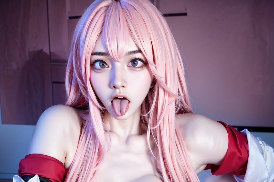 Tags: 21872187
<lora:taiwanDollLikeness_v20:0.54>, <lora:YaeMiko_Test:0.76>, (russian:1.08), (cosplay:1.20), cosplay exhibition, comiket, posing for camera, <lora:ahegao-x-v4:0.61>, ahegao face, pleasure, extremely detailed eyes, cute, (photorealistic:1.18), sexy lips, seductive smile, double eyelids, pale skin, perky breasts, textured skin, RAW, best quality, sharp, hyper realistic, tall, blush, delicate and beautiful girl, solo, (stunningly attractive:1.02), (dramatic:0.93)
Negative prompt: drawings, sketches, paintings, anime, (worst quality:2.20)
Steps: 32, Sampler: DPM++ 2M Karras, CFG scale: 7.21, Seed: 1179506986, Size: 768x512, Model hash: fc2511737a, Model: chilloutmix_NiPrunedFp32Fix, Seed resize from: -1x-1, Denoising strength: 0.4, Version: v1.2.1, Hires upscale: 3.0, Hires steps: 16, Hires upscaler: ESRGAN_4x