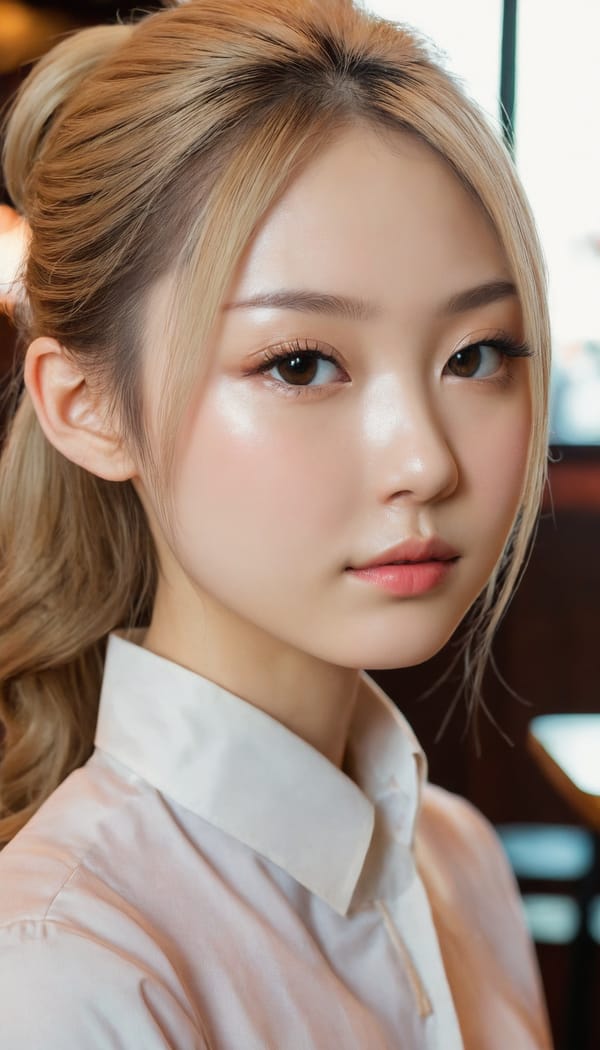 Tags: 21872187, SDXL
{"3": {"inputs": {"seed": 240199563852122, "steps": 64, "cfg": 5.22, "sampler_name": "dpmpp_2m", "scheduler": "karras", "denoise": 1.0, "model": ["27", 0], "positive": ["6", 0], "negative": ["7", 0], "latent_image": ["5", 0]}, "class_type": "KSampler"}, "4": {"inputs": {"ckpt_name": "juggernautxl.safetensors"}, "class_type": "CheckpointLoaderSimple"}, "5": {"inputs": {"width": 768, "height": 1344, "batch_size": 1}, "class_type": "EmptyLatentImage"}, "6": {"inputs": {"text": "18 year old girl, (japanese:1.08), (russian:1.00), (double eyelids:0.99), (seductive pose:1.11), (slim:1.00), (pale skin:1.11), (sexy lips:1.11), (blush:0.95), (seductive facial expression:1.05), (temptress:1.02), (eyelashes:1.08), (detailed face:1.13), (cute:1.01), (idol:1.10), (perky ass:1.02), (exposed ass:1.03), (looking back:0.96), (sexy ass:1.03), (thigh gap:0.99), (a waitress in uniform:0.95) working at a restaurant, (film:1.02), (RAW:1.00), (natural looking skin:1.06), (portra:1.07), (soft lighting:1.02), (candid cinema:1.09), (detailed skin:1.06), (skin fuzz:1.00), (textured skin:1.07)", "clip": ["27", 1]}, "class_type": "CLIPTextEncode"}, "7": {"inputs": {"text": "(bad hands:1.13), (watermark:1.05), (twisted:1.08), (low resolution:1.06), (open mouth:1.05), (distorted:1.07), (worst quality:1.12)", "clip": ["27", 1]}, "class_type": "CLIPTextEncode"}, "8": {"inputs": {"samples": ["3", 0], "vae": ["4", 2]}, "class_type": "VAEDecode"}, "25": {"inputs": {"lora_name": "nudify_xl.safetensors", "strength_model": 0.06, "strength_clip": 0.17, "model": ["4", 0], "clip": ["4", 1]}, "class_type": "LoraLoader"}, "26": {"inputs": {"lora_name": "shirtlift_SDXL_v2.safetensors", "strength_model": 0.06, "strength_clip": 0.02, "model": ["25", 0], "clip": ["25", 1]}, "class_type": "LoraLoader"}, "27": {"inputs": {"lora_name": "PerfectEyesXL.safetensors", "strength_model": 0.08, "strength_clip": 0.0, "model": ["26", 0], "clip": ["26", 1]}, "class_type": "LoraLoader"}, "30": {"inputs": {"model_name": "4x_NMKD-Superscale-SP_178000_G.pth"}, "class_type": "UpscaleModelLoader"}, "31": {"inputs": {"upscale_model": ["30", 0], "image": ["8", 0]}, "class_type": "ImageUpscaleWithModel"}, "32": {"inputs": {"upscale_method": "lanczos", "scale_by": 0.5, "image": ["31", 0]}, "class_type": "ImageScaleBy"}, "33": {"inputs": {"pixels": ["32", 0], "vae": ["4", 2]}, "class_type": "VAEEncode"}, "34": {"inputs": {"seed": 240199563852122, "steps": 64, "cfg": 5.22, "sampler_name": "dpmpp_2m", "scheduler": "karras", "denoise": 0.3, "model": ["27", 0], "positive": ["6", 0], "negative": ["7", 0], "latent_image": ["33", 0]}, "class_type": "KSampler"}, "36": {"inputs": {"samples": ["34", 0], "vae": ["4", 2]}, "class_type": "VAEDecode"}, "39": {"inputs": {"filename_prefix": "comfyapi-1735621861433", "images": ["36", 0]}, "class_type": "SaveImage"}}