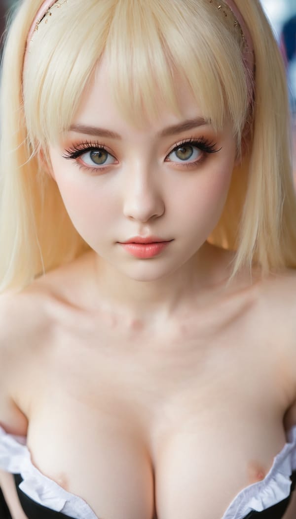 Tags: 21872187, SDXL
{"3": {"inputs": {"seed": 832318187703583, "steps": 32, "cfg": 5.57, "sampler_name": "dpmpp_2m", "scheduler": "karras", "denoise": 1.0, "model": ["27", 0], "positive": ["6", 0], "negative": ["7", 0], "latent_image": ["5", 0]}, "class_type": "KSampler"}, "4": {"inputs": {"ckpt_name": "juggernautxl.safetensors"}, "class_type": "CheckpointLoaderSimple"}, "5": {"inputs": {"width": 768, "height": 1344, "batch_size": 1}, "class_type": "EmptyLatentImage"}, "6": {"inputs": {"text": "22 year old girl, (russian:0.98), (idol:1.10), (cute:1.08), (double eyelids:1.12), (blush:0.95), (pale skin:1.07), (slim:1.07), (eyelashes:0.99), (seductive facial expression:1.02), (sexy lips:0.98), (beautiful eyes:1.10), (detailed face:1.07), (seductive pose:1.13), (temptress:1.00), (in a seductive pose:0.96), (large perky breasts:1.04), (cleavage:0.95), (thigh gap:1.13), (in a cosplay:0.99) at comiket posing for camera, (skin fuzz:1.02), (natural looking skin:1.01), (textured skin:1.04), (soft lighting:1.05), (detailed skin:1.00), (candid cinema:1.08), (film:1.03), (portra:1.06), (RAW:1.05)", "clip": ["27", 1]}, "class_type": "CLIPTextEncode"}, "7": {"inputs": {"text": "(low resolution:1.09), (bad hands:1.12), (open mouth:1.12), (distorted:1.10), (twisted:1.13), (watermark:1.14), (worst quality:1.10)", "clip": ["27", 1]}, "class_type": "CLIPTextEncode"}, "8": {"inputs": {"samples": ["3", 0], "vae": ["4", 2]}, "class_type": "VAEDecode"}, "25": {"inputs": {"lora_name": "nudify_xl.safetensors", "strength_model": 0.34, "strength_clip": 0.02, "model": ["4", 0], "clip": ["4", 1]}, "class_type": "LoraLoader"}, "26": {"inputs": {"lora_name": "shirtlift_SDXL_v2.safetensors", "strength_model": 0.05, "strength_clip": 0.0, "model": ["25", 0], "clip": ["25", 1]}, "class_type": "LoraLoader"}, "27": {"inputs": {"lora_name": "PerfectEyesXL.safetensors", "strength_model": 0.08, "strength_clip": 0.01, "model": ["26", 0], "clip": ["26", 1]}, "class_type": "LoraLoader"}, "30": {"inputs": {"model_name": "4x_NMKD-Superscale-SP_178000_G.pth"}, "class_type": "UpscaleModelLoader"}, "31": {"inputs": {"upscale_model": ["30", 0], "image": ["8", 0]}, "class_type": "ImageUpscaleWithModel"}, "32": {"inputs": {"upscale_method": "lanczos", "scale_by": 0.5, "image": ["31", 0]}, "class_type": "ImageScaleBy"}, "33": {"inputs": {"pixels": ["32", 0], "vae": ["4", 2]}, "class_type": "VAEEncode"}, "34": {"inputs": {"seed": 832318187703583, "steps": 32, "cfg": 5.57, "sampler_name": "dpmpp_2m", "scheduler": "karras", "denoise": 0.3, "model": ["27", 0], "positive": ["6", 0], "negative": ["7", 0], "latent_image": ["33", 0]}, "class_type": "KSampler"}, "36": {"inputs": {"samples": ["34", 0], "vae": ["4", 2]}, "class_type": "VAEDecode"}, "39": {"inputs": {"filename_prefix": "comfyapi-1734401812742", "images": ["36", 0]}, "class_type": "SaveImage"}}