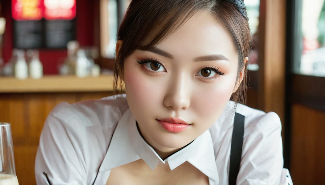 Tags: 21872187, SDXL
{"3": {"inputs": {"seed": 949348821890747, "steps": 64, "cfg": 6.14, "sampler_name": "dpmpp_2m", "scheduler": "karras", "denoise": 1.0, "model": ["27", 0], "positive": ["6", 0], "negative": ["7", 0], "latent_image": ["5", 0]}, "class_type": "KSampler"}, "4": {"inputs": {"ckpt_name": "juggernautxl.safetensors"}, "class_type": "CheckpointLoaderSimple"}, "5": {"inputs": {"width": 1344, "height": 768, "batch_size": 1}, "class_type": "EmptyLatentImage"}, "6": {"inputs": {"text": "27 year old girl, (russian:1.01), (chinese:1.06), (temptress:0.98), (sexy lips:0.95), (pale skin:1.03), (blush:1.01), (detailed face:0.99), (seductive pose:0.96), (slim:0.96), (idol:1.08), (beautiful eyes:0.98), (double eyelids:1.11), (cute:1.10), (eyelashes:1.09), (seductive facial expression:1.02), (in a seductive pose:1.13), (large perky breasts:1.01), (cleavage:1.13), (thigh gap:1.12), (a waitress in uniform:0.99) working at a restaurant, (candid cinema:1.03), (skin fuzz:1.00), (RAW:1.09), (soft lighting:1.07), (textured skin:1.09), (detailed skin:1.01), (portra:1.07), (film:1.09), (natural looking skin:1.07)", "clip": ["27", 1]}, "class_type": "CLIPTextEncode"}, "7": {"inputs": {"text": "(distorted:1.11), (worst quality:1.11), (twisted:1.14), (bad hands:1.09), (watermark:1.10), (low resolution:1.07), (open mouth:1.11)", "clip": ["27", 1]}, "class_type": "CLIPTextEncode"}, "8": {"inputs": {"samples": ["3", 0], "vae": ["4", 2]}, "class_type": "VAEDecode"}, "25": {"inputs": {"lora_name": "nudify_xl.safetensors", "strength_model": 0.38, "strength_clip": 0.26, "model": ["4", 0], "clip": ["4", 1]}, "class_type": "LoraLoader"}, "26": {"inputs": {"lora_name": "shirtlift_SDXL_v2.safetensors", "strength_model": 0.07, "strength_clip": 0.16, "model": ["25", 0], "clip": ["25", 1]}, "class_type": "LoraLoader"}, "27": {"inputs": {"lora_name": "PerfectEyesXL.safetensors", "strength_model": 0.14, "strength_clip": 0.17, "model": ["26", 0], "clip": ["26", 1]}, "class_type": "LoraLoader"}, "30": {"inputs": {"model_name": "4x_NMKD-Superscale-SP_178000_G.pth"}, "class_type": "UpscaleModelLoader"}, "31": {"inputs": {"upscale_model": ["30", 0], "image": ["8", 0]}, "class_type": "ImageUpscaleWithModel"}, "32": {"inputs": {"upscale_method": "lanczos", "scale_by": 0.5, "image": ["31", 0]}, "class_type": "ImageScaleBy"}, "33": {"inputs": {"pixels": ["32", 0], "vae": ["4", 2]}, "class_type": "VAEEncode"}, "34": {"inputs": {"seed": 949348821890747, "steps": 64, "cfg": 6.14, "sampler_name": "dpmpp_2m", "scheduler": "karras", "denoise": 0.3, "model": ["27", 0], "positive": ["6", 0], "negative": ["7", 0], "latent_image": ["33", 0]}, "class_type": "KSampler"}, "36": {"inputs": {"samples": ["34", 0], "vae": ["4", 2]}, "class_type": "VAEDecode"}, "39": {"inputs": {"filename_prefix": "comfyapi-1733735545881", "images": ["36", 0]}, "class_type": "SaveImage"}}