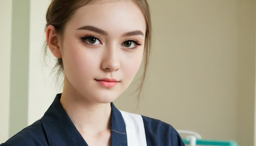 Tags: 21872187, SDXL
{"3": {"inputs": {"seed": 654687459280261, "steps": 64, "cfg": 5.66, "sampler_name": "dpmpp_2m", "scheduler": "karras", "denoise": 1.0, "model": ["27", 0], "positive": ["6", 0], "negative": ["7", 0], "latent_image": ["5", 0]}, "class_type": "KSampler"}, "4": {"inputs": {"ckpt_name": "juggernautXL_v8Rundiffusion.safetensors"}, "class_type": "CheckpointLoaderSimple"}, "5": {"inputs": {"width": 1344, "height": 768, "batch_size": 1}, "class_type": "EmptyLatentImage"}, "6": {"inputs": {"text": "19 year old girl, (cute:1.04), (seductive pose:1.03), (slim:1.11), (eyelashes:0.99), (idol:1.10), (detailed face:0.96), (blush:0.95), (beautiful eyes:1.01), (temptress:0.97), (sexy lips:1.12), (pale skin:1.01), (double eyelids:1.05), (seductive facial expression:1.10), (in a seductive pose:0.95), (large perky breasts:1.05), (cleavage:0.98), (thigh gap:0.96), (nurse in uniform:1.03) working in a hospital ward, (film:1.09), (portra:1.06), (textured skin:1.07), (skin fuzz:1.04), (soft lighting:1.02), (detailed skin:1.00), (RAW:1.08), (natural looking skin:1.05), (candid cinema:1.00)", "clip": ["27", 1]}, "class_type": "CLIPTextEncode"}, "7": {"inputs": {"text": "(low resolution:1.12), (twisted:1.08), (worst quality:1.13), (open mouth:1.13), (bad hands:1.13), (watermark:1.13), (distorted:1.12)", "clip": ["27", 1]}, "class_type": "CLIPTextEncode"}, "8": {"inputs": {"samples": ["3", 0], "vae": ["4", 2]}, "class_type": "VAEDecode"}, "25": {"inputs": {"lora_name": "nudify_xl.safetensors", "strength_model": 0.29, "strength_clip": 0.07, "model": ["4", 0], "clip": ["4", 1]}, "class_type": "LoraLoader"}, "26": {"inputs": {"lora_name": "shirtlift_SDXL_v2.safetensors", "strength_model": 0.07, "strength_clip": 0.1, "model": ["25", 0], "clip": ["25", 1]}, "class_type": "LoraLoader"}, "27": {"inputs": {"lora_name": "PerfectEyesXL.safetensors", "strength_model": 0.15, "strength_clip": 0.11, "model": ["26", 0], "clip": ["26", 1]}, "class_type": "LoraLoader"}, "30": {"inputs": {"model_name": "4x_NMKD-Superscale-SP_178000_G.pth"}, "class_type": "UpscaleModelLoader"}, "31": {"inputs": {"upscale_model": ["30", 0], "image": ["8", 0]}, "class_type": "ImageUpscaleWithModel"}, "32": {"inputs": {"upscale_method": "lanczos", "scale_by": 0.5, "image": ["31", 0]}, "class_type": "ImageScaleBy"}, "33": {"inputs": {"pixels": ["32", 0], "vae": ["4", 2]}, "class_type": "VAEEncode"}, "34": {"inputs": {"seed": 654687459280261, "steps": 64, "cfg": 5.66, "sampler_name": "dpmpp_2m", "scheduler": "karras", "denoise": 0.3, "model": ["27", 0], "positive": ["6", 0], "negative": ["7", 0], "latent_image": ["33", 0]}, "class_type": "KSampler"}, "36": {"inputs": {"samples": ["34", 0], "vae": ["4", 2]}, "class_type": "VAEDecode"}, "39": {"inputs": {"filename_prefix": "comfyapi-1707526970873", "images": ["36", 0]}, "class_type": "SaveImage"}}