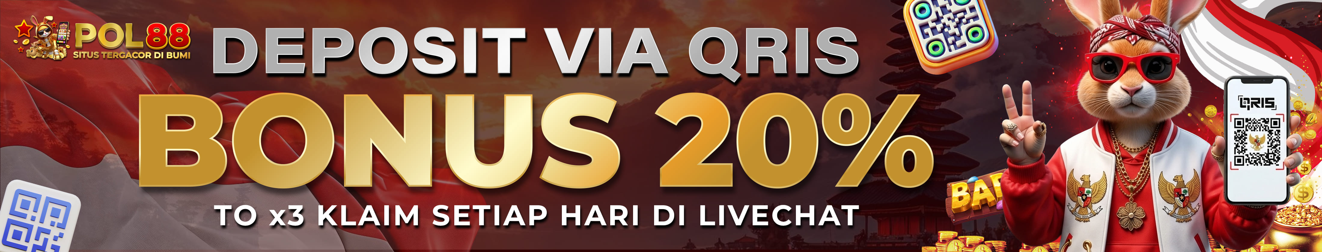 BONUS DEPOSIT VIA QRIS