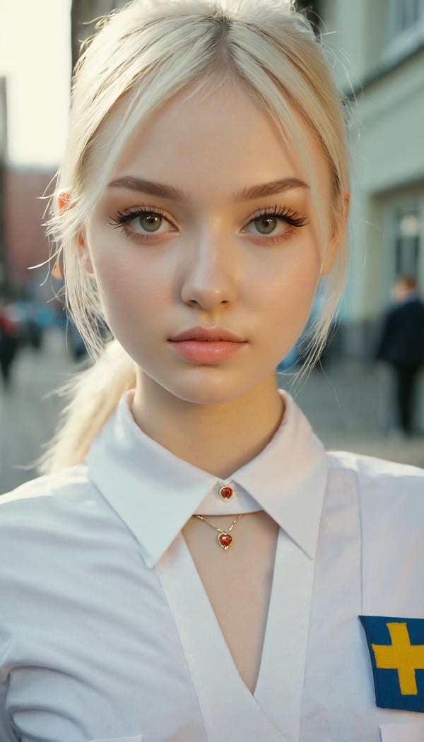 Tags: 21872187, SDXL
{"3": {"inputs": {"seed": 954604067930776, "steps": 32, "cfg": 7.25, "sampler_name": "dpmpp_2m", "scheduler": "karras", "denoise": 1.0, "model": ["27", 0], "positive": ["6", 0], "negative": ["7", 0], "latent_image": ["5", 0]}, "class_type": "KSampler"}, "4": {"inputs": {"ckpt_name": "juggernautxl.safetensors"}, "class_type": "CheckpointLoaderSimple"}, "5": {"inputs": {"width": 768, "height": 1344, "batch_size": 1}, "class_type": "EmptyLatentImage"}, "6": {"inputs": {"text": "20 year old girl, (ukrainian:1.00), (temptress:1.02), (sexy lips:1.05), (detailed face:1.09), (slim:1.13), (seductive pose:1.02), (pale skin:0.98), (blush:0.97), (cute:1.09), (eyelashes:1.14), (beautiful eyes:0.97), (idol:1.02), (seductive facial expression:1.02), (perky ass:1.09), (exposed ass:1.02), (looking back:0.97), (sexy ass:1.00), (thigh gap:0.97), (school uniform:1.08), choker, busy street, (portra:1.02), (film:1.04), (RAW:1.03), (soft lighting:1.00), (candid cinema:1.00), (skin fuzz:1.08), (textured skin:1.04), (natural looking skin:1.03), (detailed skin:1.04)", "clip": ["27", 1]}, "class_type": "CLIPTextEncode"}, "7": {"inputs": {"text": "(worst quality:1.07), (distorted:1.11), (open mouth:1.12), (twisted:1.14), (watermark:1.09), (low resolution:1.13), (bad hands:1.06)", "clip": ["27", 1]}, "class_type": "CLIPTextEncode"}, "8": {"inputs": {"samples": ["3", 0], "vae": ["4", 2]}, "class_type": "VAEDecode"}, "25": {"inputs": {"lora_name": "nudify_xl.safetensors", "strength_model": 0.23, "strength_clip": 0.03, "model": ["4", 0], "clip": ["4", 1]}, "class_type": "LoraLoader"}, "26": {"inputs": {"lora_name": "shirtlift_SDXL_v2.safetensors", "strength_model": 0.05, "strength_clip": 0.15, "model": ["25", 0], "clip": ["25", 1]}, "class_type": "LoraLoader"}, "27": {"inputs": {"lora_name": "PerfectEyesXL.safetensors", "strength_model": 0.0, "strength_clip": 0.09, "model": ["26", 0], "clip": ["26", 1]}, "class_type": "LoraLoader"}, "30": {"inputs": {"model_name": "4x_NMKD-Superscale-SP_178000_G.pth"}, "class_type": "UpscaleModelLoader"}, "31": {"inputs": {"upscale_model": ["30", 0], "image": ["8", 0]}, "class_type": "ImageUpscaleWithModel"}, "32": {"inputs": {"upscale_method": "lanczos", "scale_by": 0.5, "image": ["31", 0]}, "class_type": "ImageScaleBy"}, "33": {"inputs": {"pixels": ["32", 0], "vae": ["4", 2]}, "class_type": "VAEEncode"}, "34": {"inputs": {"seed": 954604067930776, "steps": 32, "cfg": 7.25, "sampler_name": "dpmpp_2m", "scheduler": "karras", "denoise": 0.3, "model": ["27", 0], "positive": ["6", 0], "negative": ["7", 0], "latent_image": ["33", 0]}, "class_type": "KSampler"}, "36": {"inputs": {"samples": ["34", 0], "vae": ["4", 2]}, "class_type": "VAEDecode"}, "39": {"inputs": {"filename_prefix": "comfyapi-1724738876493", "images": ["36", 0]}, "class_type": "SaveImage"}}