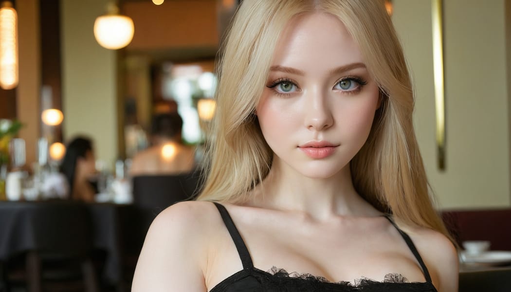 Tags: 21872187, SDXL
{"3": {"inputs": {"seed": 307480631200284, "steps": 32, "cfg": 6.26, "sampler_name": "dpmpp_2m", "scheduler": "karras", "denoise": 1.0, "model": ["27", 0], "positive": ["6", 0], "negative": ["7", 0], "latent_image": ["5", 0]}, "class_type": "KSampler"}, "4": {"inputs": {"ckpt_name": "juggernautxl.safetensors"}, "class_type": "CheckpointLoaderSimple"}, "5": {"inputs": {"width": 1344, "height": 768, "batch_size": 1}, "class_type": "EmptyLatentImage"}, "6": {"inputs": {"text": "24 year old girl, (temptress:1.01), (idol:1.02), (beautiful eyes:1.11), (slim:0.97), (detailed face:1.01), (seductive pose:0.96), (pale skin:1.06), (cute:1.01), (sexy lips:1.04), (double eyelids:1.02), (eyelashes:1.03), (seductive facial expression:1.03), (in a seductive pose:0.96), (large perky breasts:1.03), (cleavage:1.07), (thigh gap:1.12), (wearing a little black dress:0.98) at a fine dining restaurant, (RAW:1.08), (candid cinema:1.00), (natural looking skin:1.07), (portra:1.01), (film:1.06), (textured skin:1.02), (skin fuzz:1.00), (soft lighting:1.07), (detailed skin:1.07)", "clip": ["27", 1]}, "class_type": "CLIPTextEncode"}, "7": {"inputs": {"text": "(twisted:1.11), (watermark:1.07), (worst quality:1.09), (open mouth:1.13), (low resolution:1.05), (bad hands:1.09), (distorted:1.05)", "clip": ["27", 1]}, "class_type": "CLIPTextEncode"}, "8": {"inputs": {"samples": ["3", 0], "vae": ["4", 2]}, "class_type": "VAEDecode"}, "25": {"inputs": {"lora_name": "nudify_xl.safetensors", "strength_model": 0.05, "strength_clip": 0.05, "model": ["4", 0], "clip": ["4", 1]}, "class_type": "LoraLoader"}, "26": {"inputs": {"lora_name": "shirtlift_SDXL_v2.safetensors", "strength_model": 0.01, "strength_clip": 0.09, "model": ["25", 0], "clip": ["25", 1]}, "class_type": "LoraLoader"}, "27": {"inputs": {"lora_name": "PerfectEyesXL.safetensors", "strength_model": 0.05, "strength_clip": 0.01, "model": ["26", 0], "clip": ["26", 1]}, "class_type": "LoraLoader"}, "30": {"inputs": {"model_name": "4x_NMKD-Superscale-SP_178000_G.pth"}, "class_type": "UpscaleModelLoader"}, "31": {"inputs": {"upscale_model": ["30", 0], "image": ["8", 0]}, "class_type": "ImageUpscaleWithModel"}, "32": {"inputs": {"upscale_method": "lanczos", "scale_by": 0.5, "image": ["31", 0]}, "class_type": "ImageScaleBy"}, "33": {"inputs": {"pixels": ["32", 0], "vae": ["4", 2]}, "class_type": "VAEEncode"}, "34": {"inputs": {"seed": 307480631200284, "steps": 32, "cfg": 6.26, "sampler_name": "dpmpp_2m", "scheduler": "karras", "denoise": 0.3, "model": ["27", 0], "positive": ["6", 0], "negative": ["7", 0], "latent_image": ["33", 0]}, "class_type": "KSampler"}, "36": {"inputs": {"samples": ["34", 0], "vae": ["4", 2]}, "class_type": "VAEDecode"}, "39": {"inputs": {"filename_prefix": "comfyapi-1732309719076", "images": ["36", 0]}, "class_type": "SaveImage"}}