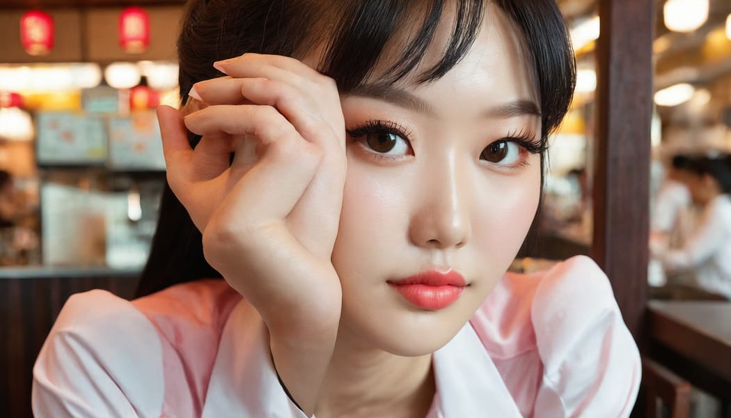 Tags: 21872187, SDXL
{"3": {"inputs": {"seed": 243761734927244, "steps": 64, "cfg": 6.03, "sampler_name": "dpmpp_2m", "scheduler": "karras", "denoise": 1.0, "model": ["27", 0], "positive": ["6", 0], "negative": ["7", 0], "latent_image": ["5", 0]}, "class_type": "KSampler"}, "4": {"inputs": {"ckpt_name": "juggernautxl.safetensors"}, "class_type": "CheckpointLoaderSimple"}, "5": {"inputs": {"width": 1344, "height": 768, "batch_size": 1}, "class_type": "EmptyLatentImage"}, "6": {"inputs": {"text": "28 year old girl, (chinese:1.09), (blush:1.07), (sexy lips:1.01), (temptress:1.02), (eyelashes:0.99), (beautiful eyes:1.07), (cute:1.10), (double eyelids:1.03), (slim:1.02), (pale skin:1.01), (seductive facial expression:1.11), (idol:0.98), (seductive pose:1.11), (detailed face:1.02), (perky ass:1.04), (exposed ass:1.09), (looking back:1.05), (sexy ass:1.02), (thigh gap:1.09), (a waitress in uniform:1.01) working at a restaurant, (film:1.05), (candid cinema:1.00), (skin fuzz:1.02), (soft lighting:1.04), (textured skin:1.01), (detailed skin:1.03), (RAW:1.05), (natural looking skin:1.00), (portra:1.03)", "clip": ["27", 1]}, "class_type": "CLIPTextEncode"}, "7": {"inputs": {"text": "(watermark:1.14), (worst quality:1.11), (low resolution:1.11), (bad hands:1.08), (twisted:1.09), (distorted:1.06), (open mouth:1.12)", "clip": ["27", 1]}, "class_type": "CLIPTextEncode"}, "8": {"inputs": {"samples": ["3", 0], "vae": ["4", 2]}, "class_type": "VAEDecode"}, "25": {"inputs": {"lora_name": "nudify_xl.safetensors", "strength_model": 0.06, "strength_clip": 0.23, "model": ["4", 0], "clip": ["4", 1]}, "class_type": "LoraLoader"}, "26": {"inputs": {"lora_name": "shirtlift_SDXL_v2.safetensors", "strength_model": 0.02, "strength_clip": 0.09, "model": ["25", 0], "clip": ["25", 1]}, "class_type": "LoraLoader"}, "27": {"inputs": {"lora_name": "PerfectEyesXL.safetensors", "strength_model": 0.14, "strength_clip": 0.01, "model": ["26", 0], "clip": ["26", 1]}, "class_type": "LoraLoader"}, "30": {"inputs": {"model_name": "4x_NMKD-Superscale-SP_178000_G.pth"}, "class_type": "UpscaleModelLoader"}, "31": {"inputs": {"upscale_model": ["30", 0], "image": ["8", 0]}, "class_type": "ImageUpscaleWithModel"}, "32": {"inputs": {"upscale_method": "lanczos", "scale_by": 0.5, "image": ["31", 0]}, "class_type": "ImageScaleBy"}, "33": {"inputs": {"pixels": ["32", 0], "vae": ["4", 2]}, "class_type": "VAEEncode"}, "34": {"inputs": {"seed": 243761734927244, "steps": 64, "cfg": 6.03, "sampler_name": "dpmpp_2m", "scheduler": "karras", "denoise": 0.3, "model": ["27", 0], "positive": ["6", 0], "negative": ["7", 0], "latent_image": ["33", 0]}, "class_type": "KSampler"}, "36": {"inputs": {"samples": ["34", 0], "vae": ["4", 2]}, "class_type": "VAEDecode"}, "39": {"inputs": {"filename_prefix": "comfyapi-1714998128965", "images": ["36", 0]}, "class_type": "SaveImage"}}