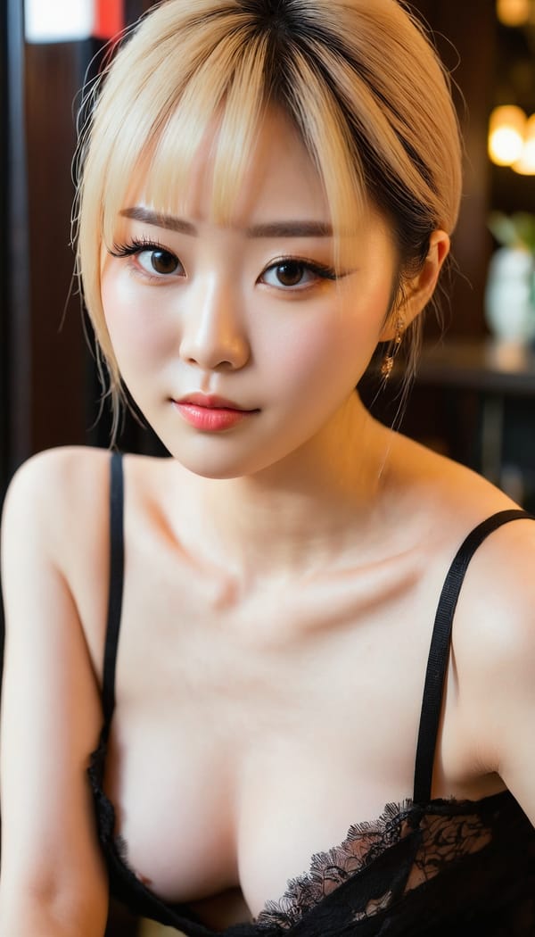 Tags: 21872187, SDXL
{"3": {"inputs": {"seed": 579713809360641, "steps": 32, "cfg": 7.4, "sampler_name": "dpmpp_2m", "scheduler": "karras", "denoise": 1.0, "model": ["27", 0], "positive": ["6", 0], "negative": ["7", 0], "latent_image": ["5", 0]}, "class_type": "KSampler"}, "4": {"inputs": {"ckpt_name": "juggernautxl.safetensors"}, "class_type": "CheckpointLoaderSimple"}, "5": {"inputs": {"width": 768, "height": 1344, "batch_size": 1}, "class_type": "EmptyLatentImage"}, "6": {"inputs": {"text": "27 year old girl, (japanese:1.00), (korean:1.01), (seductive facial expression:1.12), (sexy lips:1.06), (beautiful eyes:1.05), (temptress:1.12), (eyelashes:0.99), (pale skin:1.04), (seductive pose:1.05), (detailed face:1.01), (idol:0.96), (double eyelids:1.09), (blush:1.00), (cute:1.02), (slim:1.07), (on all fours:1.11), (spreading ass cheeks:0.95), (from behind:1.03), (backboob:0.95), (wearing a little black dress:0.96) at a fine dining restaurant, (portra:1.08), (soft lighting:1.01), (film:1.07), (natural looking skin:1.06), (textured skin:1.06), (skin fuzz:1.02), (detailed skin:1.06), (candid cinema:1.02), (RAW:1.09)", "clip": ["27", 1]}, "class_type": "CLIPTextEncode"}, "7": {"inputs": {"text": "(watermark:1.06), (bad hands:1.06), (open mouth:1.11), (low resolution:1.09), (distorted:1.13), (worst quality:1.05), (twisted:1.10)", "clip": ["27", 1]}, "class_type": "CLIPTextEncode"}, "8": {"inputs": {"samples": ["3", 0], "vae": ["4", 2]}, "class_type": "VAEDecode"}, "25": {"inputs": {"lora_name": "nudify_xl.safetensors", "strength_model": 0.39, "strength_clip": 0.23, "model": ["4", 0], "clip": ["4", 1]}, "class_type": "LoraLoader"}, "26": {"inputs": {"lora_name": "shirtlift_SDXL_v2.safetensors", "strength_model": 0.07, "strength_clip": 0.12, "model": ["25", 0], "clip": ["25", 1]}, "class_type": "LoraLoader"}, "27": {"inputs": {"lora_name": "PerfectEyesXL.safetensors", "strength_model": 0.1, "strength_clip": 0.0, "model": ["26", 0], "clip": ["26", 1]}, "class_type": "LoraLoader"}, "30": {"inputs": {"model_name": "4x_NMKD-Superscale-SP_178000_G.pth"}, "class_type": "UpscaleModelLoader"}, "31": {"inputs": {"upscale_model": ["30", 0], "image": ["8", 0]}, "class_type": "ImageUpscaleWithModel"}, "32": {"inputs": {"upscale_method": "lanczos", "scale_by": 0.5, "image": ["31", 0]}, "class_type": "ImageScaleBy"}, "33": {"inputs": {"pixels": ["32", 0], "vae": ["4", 2]}, "class_type": "VAEEncode"}, "34": {"inputs": {"seed": 579713809360641, "steps": 32, "cfg": 7.4, "sampler_name": "dpmpp_2m", "scheduler": "karras", "denoise": 0.3, "model": ["27", 0], "positive": ["6", 0], "negative": ["7", 0], "latent_image": ["33", 0]}, "class_type": "KSampler"}, "36": {"inputs": {"samples": ["34", 0], "vae": ["4", 2]}, "class_type": "VAEDecode"}, "39": {"inputs": {"filename_prefix": "comfyapi-1725186024400", "images": ["36", 0]}, "class_type": "SaveImage"}}