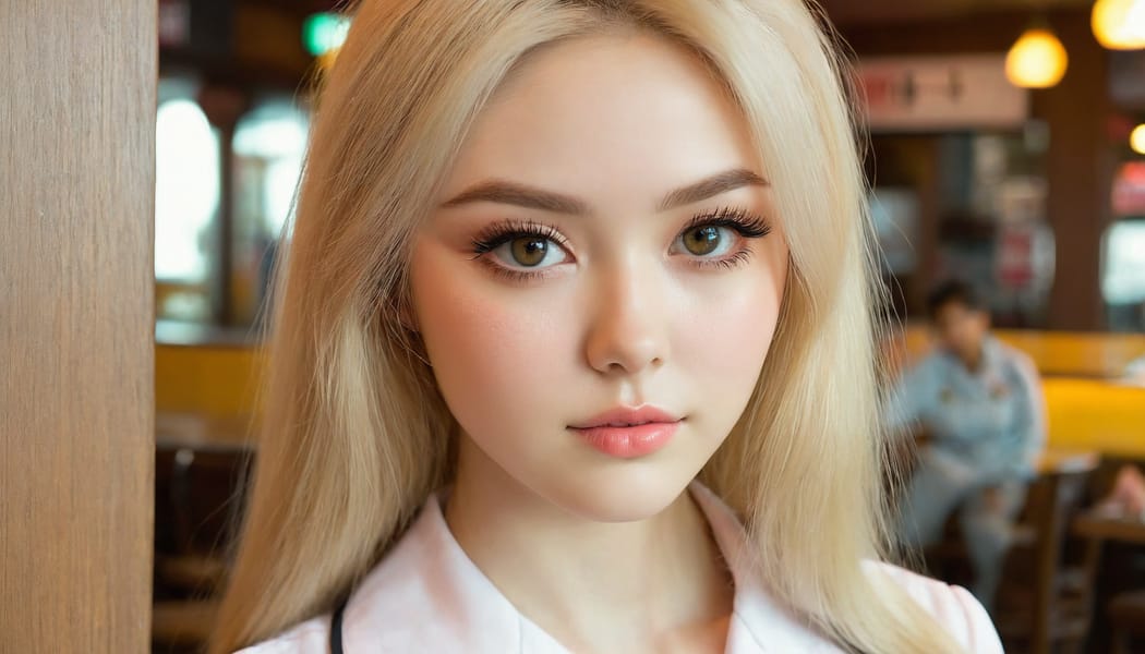 Tags: 21872187, SDXL
{"3": {"inputs": {"seed": 344437701958767, "steps": 64, "cfg": 5.18, "sampler_name": "dpmpp_2m", "scheduler": "karras", "denoise": 1.0, "model": ["27", 0], "positive": ["6", 0], "negative": ["7", 0], "latent_image": ["5", 0]}, "class_type": "KSampler"}, "4": {"inputs": {"ckpt_name": "juggernautxl.safetensors"}, "class_type": "CheckpointLoaderSimple"}, "5": {"inputs": {"width": 1344, "height": 768, "batch_size": 1}, "class_type": "EmptyLatentImage"}, "6": {"inputs": {"text": "25 year old girl, (slim:1.01), (beautiful eyes:1.11), (cute:1.12), (sexy lips:1.09), (seductive facial expression:1.00), (idol:1.06), (detailed face:1.01), (blush:0.97), (pale skin:1.10), (temptress:1.09), (double eyelids:1.14), (eyelashes:1.06), (seductive pose:1.10), (in a seductive pose:1.06), (large perky breasts:1.11), (cleavage:0.95), (thigh gap:1.07), (a waitress in uniform:1.13) working at a restaurant, (film:1.00), (RAW:1.03), (candid cinema:1.01), (portra:1.03), (textured skin:1.05), (soft lighting:1.06), (natural looking skin:1.05), (detailed skin:1.06), (skin fuzz:1.09)", "clip": ["27", 1]}, "class_type": "CLIPTextEncode"}, "7": {"inputs": {"text": "(distorted:1.07), (bad hands:1.12), (worst quality:1.09), (low resolution:1.09), (twisted:1.07), (watermark:1.14), (open mouth:1.07)", "clip": ["27", 1]}, "class_type": "CLIPTextEncode"}, "8": {"inputs": {"samples": ["3", 0], "vae": ["4", 2]}, "class_type": "VAEDecode"}, "25": {"inputs": {"lora_name": "nudify_xl.safetensors", "strength_model": 0.33, "strength_clip": 0.14, "model": ["4", 0], "clip": ["4", 1]}, "class_type": "LoraLoader"}, "26": {"inputs": {"lora_name": "shirtlift_SDXL_v2.safetensors", "strength_model": 0.03, "strength_clip": 0.13, "model": ["25", 0], "clip": ["25", 1]}, "class_type": "LoraLoader"}, "27": {"inputs": {"lora_name": "PerfectEyesXL.safetensors", "strength_model": 0.1, "strength_clip": 0.03, "model": ["26", 0], "clip": ["26", 1]}, "class_type": "LoraLoader"}, "30": {"inputs": {"model_name": "4x_NMKD-Superscale-SP_178000_G.pth"}, "class_type": "UpscaleModelLoader"}, "31": {"inputs": {"upscale_model": ["30", 0], "image": ["8", 0]}, "class_type": "ImageUpscaleWithModel"}, "32": {"inputs": {"upscale_method": "lanczos", "scale_by": 0.5, "image": ["31", 0]}, "class_type": "ImageScaleBy"}, "33": {"inputs": {"pixels": ["32", 0], "vae": ["4", 2]}, "class_type": "VAEEncode"}, "34": {"inputs": {"seed": 344437701958767, "steps": 64, "cfg": 5.18, "sampler_name": "dpmpp_2m", "scheduler": "karras", "denoise": 0.3, "model": ["27", 0], "positive": ["6", 0], "negative": ["7", 0], "latent_image": ["33", 0]}, "class_type": "KSampler"}, "36": {"inputs": {"samples": ["34", 0], "vae": ["4", 2]}, "class_type": "VAEDecode"}, "39": {"inputs": {"filename_prefix": "comfyapi-1718723553498", "images": ["36", 0]}, "class_type": "SaveImage"}}