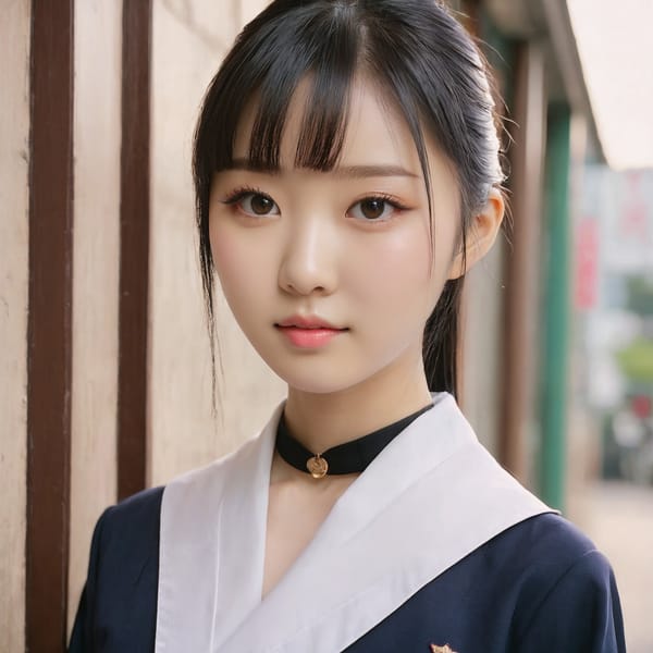 Tags: 21872187, SDXL
{"3": {"inputs": {"seed": 997574478673951, "steps": 32, "cfg": 6.14, "sampler_name": "dpmpp_2m", "scheduler": "karras", "denoise": 1.0, "model": ["27", 0], "positive": ["6", 0], "negative": ["7", 0], "latent_image": ["5", 0]}, "class_type": "KSampler"}, "4": {"inputs": {"ckpt_name": "juggernautxl.safetensors"}, "class_type": "CheckpointLoaderSimple"}, "5": {"inputs": {"width": 1024, "height": 1024, "batch_size": 1}, "class_type": "EmptyLatentImage"}, "6": {"inputs": {"text": "20 year old girl, (chinese:1.04), (slim:1.13), (pale skin:1.05), (cute:0.98), (idol:1.09), (double eyelids:1.14), (eyelashes:1.10), (temptress:1.05), (beautiful eyes:1.09), (blush:0.96), (seductive facial expression:1.05), (detailed face:1.04), (in a seductive pose:1.05), (large perky breasts:0.98), (cleavage:0.99), (thigh gap:1.04), (school uniform:1.06), choker, busy street, (portra:1.04), (soft lighting:1.01), (candid cinema:1.03), (detailed skin:1.01), (RAW:1.01), (natural looking skin:1.09), (textured skin:1.08), (film:1.02), (skin fuzz:1.08)", "clip": ["27", 1]}, "class_type": "CLIPTextEncode"}, "7": {"inputs": {"text": "(distorted:1.10), (bad hands:1.09), (open mouth:1.12), (worst quality:1.05), (low resolution:1.12), (watermark:1.06), (twisted:1.13)", "clip": ["27", 1]}, "class_type": "CLIPTextEncode"}, "8": {"inputs": {"samples": ["3", 0], "vae": ["4", 2]}, "class_type": "VAEDecode"}, "25": {"inputs": {"lora_name": "nudify_xl.safetensors", "strength_model": 0.06, "strength_clip": 0.08, "model": ["4", 0], "clip": ["4", 1]}, "class_type": "LoraLoader"}, "26": {"inputs": {"lora_name": "shirtlift_SDXL_v2.safetensors", "strength_model": 0.14, "strength_clip": 0.1, "model": ["25", 0], "clip": ["25", 1]}, "class_type": "LoraLoader"}, "27": {"inputs": {"lora_name": "PerfectEyesXL.safetensors", "strength_model": 0.08, "strength_clip": 0.18, "model": ["26", 0], "clip": ["26", 1]}, "class_type": "LoraLoader"}, "30": {"inputs": {"model_name": "4x_NMKD-Superscale-SP_178000_G.pth"}, "class_type": "UpscaleModelLoader"}, "31": {"inputs": {"upscale_model": ["30", 0], "image": ["8", 0]}, "class_type": "ImageUpscaleWithModel"}, "32": {"inputs": {"upscale_method": "lanczos", "scale_by": 0.5, "image": ["31", 0]}, "class_type": "ImageScaleBy"}, "33": {"inputs": {"pixels": ["32", 0], "vae": ["4", 2]}, "class_type": "VAEEncode"}, "34": {"inputs": {"seed": 997574478673951, "steps": 32, "cfg": 6.14, "sampler_name": "dpmpp_2m", "scheduler": "karras", "denoise": 0.3, "model": ["27", 0], "positive": ["6", 0], "negative": ["7", 0], "latent_image": ["33", 0]}, "class_type": "KSampler"}, "36": {"inputs": {"samples": ["34", 0], "vae": ["4", 2]}, "class_type": "VAEDecode"}, "39": {"inputs": {"filename_prefix": "comfyapi-1716523301311", "images": ["36", 0]}, "class_type": "SaveImage"}}