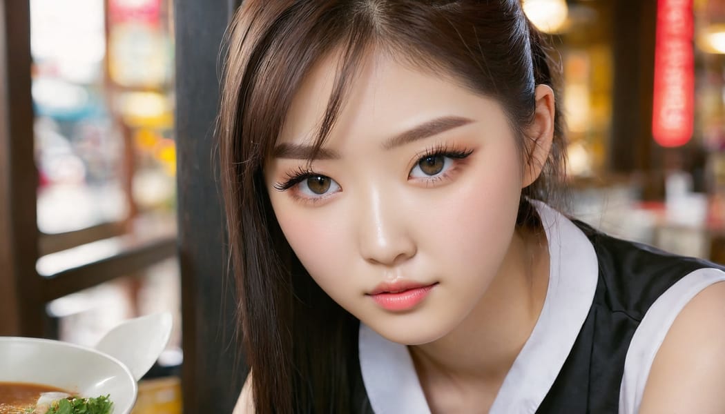 Tags: 21872187, SDXL
{"3": {"inputs": {"seed": 798549840746378, "steps": 64, "cfg": 5.82, "sampler_name": "dpmpp_2m", "scheduler": "karras", "denoise": 1.0, "model": ["27", 0], "positive": ["6", 0], "negative": ["7", 0], "latent_image": ["5", 0]}, "class_type": "KSampler"}, "4": {"inputs": {"ckpt_name": "juggernautxl.safetensors"}, "class_type": "CheckpointLoaderSimple"}, "5": {"inputs": {"width": 1344, "height": 768, "batch_size": 1}, "class_type": "EmptyLatentImage"}, "6": {"inputs": {"text": "18 year old girl, (korean:0.98), (detailed face:1.01), (cute:1.13), (seductive pose:0.95), (pale skin:0.98), (beautiful eyes:1.13), (eyelashes:1.08), (double eyelids:1.04), (idol:1.03), (seductive facial expression:0.96), (temptress:0.95), (slim:1.05), (blush:0.98), (sexy lips:1.09), (in a seductive pose:1.13), (large perky breasts:1.05), (cleavage:1.11), (thigh gap:1.00), (a waitress in uniform:0.98) working at a restaurant, (soft lighting:1.03), (skin fuzz:1.06), (portra:1.08), (natural looking skin:1.05), (film:1.02), (textured skin:1.05), (detailed skin:1.01), (candid cinema:1.00), (RAW:1.09)", "clip": ["27", 1]}, "class_type": "CLIPTextEncode"}, "7": {"inputs": {"text": "(low resolution:1.07), (distorted:1.08), (worst quality:1.12), (bad hands:1.08), (twisted:1.14), (open mouth:1.12), (watermark:1.06)", "clip": ["27", 1]}, "class_type": "CLIPTextEncode"}, "8": {"inputs": {"samples": ["3", 0], "vae": ["4", 2]}, "class_type": "VAEDecode"}, "25": {"inputs": {"lora_name": "nudify_xl.safetensors", "strength_model": 0.18, "strength_clip": 0.09, "model": ["4", 0], "clip": ["4", 1]}, "class_type": "LoraLoader"}, "26": {"inputs": {"lora_name": "shirtlift_SDXL_v2.safetensors", "strength_model": 0.01, "strength_clip": 0.17, "model": ["25", 0], "clip": ["25", 1]}, "class_type": "LoraLoader"}, "27": {"inputs": {"lora_name": "PerfectEyesXL.safetensors", "strength_model": 0.11, "strength_clip": 0.01, "model": ["26", 0], "clip": ["26", 1]}, "class_type": "LoraLoader"}, "30": {"inputs": {"model_name": "4x_NMKD-Superscale-SP_178000_G.pth"}, "class_type": "UpscaleModelLoader"}, "31": {"inputs": {"upscale_model": ["30", 0], "image": ["8", 0]}, "class_type": "ImageUpscaleWithModel"}, "32": {"inputs": {"upscale_method": "lanczos", "scale_by": 0.5, "image": ["31", 0]}, "class_type": "ImageScaleBy"}, "33": {"inputs": {"pixels": ["32", 0], "vae": ["4", 2]}, "class_type": "VAEEncode"}, "34": {"inputs": {"seed": 798549840746378, "steps": 64, "cfg": 5.82, "sampler_name": "dpmpp_2m", "scheduler": "karras", "denoise": 0.3, "model": ["27", 0], "positive": ["6", 0], "negative": ["7", 0], "latent_image": ["33", 0]}, "class_type": "KSampler"}, "36": {"inputs": {"samples": ["34", 0], "vae": ["4", 2]}, "class_type": "VAEDecode"}, "39": {"inputs": {"filename_prefix": "comfyapi-1732723738453", "images": ["36", 0]}, "class_type": "SaveImage"}}