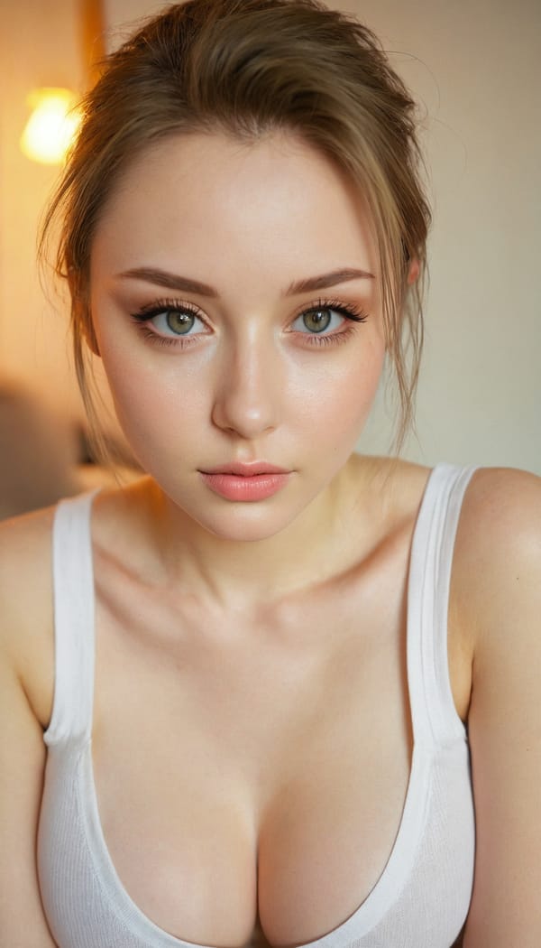 Tags: 21872187, SDXL
{"3": {"inputs": {"seed": 651050566724539, "steps": 32, "cfg": 5.82, "sampler_name": "dpmpp_2m", "scheduler": "karras", "denoise": 1.0, "model": ["27", 0], "positive": ["6", 0], "negative": ["7", 0], "latent_image": ["5", 0]}, "class_type": "KSampler"}, "4": {"inputs": {"ckpt_name": "juggernautxl.safetensors"}, "class_type": "CheckpointLoaderSimple"}, "5": {"inputs": {"width": 768, "height": 1344, "batch_size": 1}, "class_type": "EmptyLatentImage"}, "6": {"inputs": {"text": "24 year old girl, (irish:1.13), (russian:0.96), (sexy lips:0.95), (blush:1.04), (double eyelids:1.03), (beautiful eyes:1.07), (temptress:1.05), (detailed face:0.99), (seductive facial expression:0.99), (eyelashes:1.06), (pale skin:1.08), (cute:1.05), (slim:1.14), (seductive pose:1.04), (in a seductive pose:1.14), (large perky breasts:1.13), (cleavage:1.09), (thigh gap:0.97), (white tanktop:1.12), busy street, (soft lighting:1.06), (textured skin:1.08), (candid cinema:1.03), (portra:1.09), (film:1.00), (natural looking skin:1.08), (detailed skin:1.07), (RAW:1.08), (skin fuzz:1.06)", "clip": ["27", 1]}, "class_type": "CLIPTextEncode"}, "7": {"inputs": {"text": "(open mouth:1.08), (twisted:1.12), (low resolution:1.14), (watermark:1.11), (worst quality:1.09), (distorted:1.08), (bad hands:1.08)", "clip": ["27", 1]}, "class_type": "CLIPTextEncode"}, "8": {"inputs": {"samples": ["3", 0], "vae": ["4", 2]}, "class_type": "VAEDecode"}, "25": {"inputs": {"lora_name": "nudify_xl.safetensors", "strength_model": 0.2, "strength_clip": 0.39, "model": ["4", 0], "clip": ["4", 1]}, "class_type": "LoraLoader"}, "26": {"inputs": {"lora_name": "shirtlift_SDXL_v2.safetensors", "strength_model": 0.02, "strength_clip": 0.16, "model": ["25", 0], "clip": ["25", 1]}, "class_type": "LoraLoader"}, "27": {"inputs": {"lora_name": "PerfectEyesXL.safetensors", "strength_model": 0.04, "strength_clip": 0.15, "model": ["26", 0], "clip": ["26", 1]}, "class_type": "LoraLoader"}, "30": {"inputs": {"model_name": "4x_NMKD-Superscale-SP_178000_G.pth"}, "class_type": "UpscaleModelLoader"}, "31": {"inputs": {"upscale_model": ["30", 0], "image": ["8", 0]}, "class_type": "ImageUpscaleWithModel"}, "32": {"inputs": {"upscale_method": "lanczos", "scale_by": 0.5, "image": ["31", 0]}, "class_type": "ImageScaleBy"}, "33": {"inputs": {"pixels": ["32", 0], "vae": ["4", 2]}, "class_type": "VAEEncode"}, "34": {"inputs": {"seed": 651050566724539, "steps": 32, "cfg": 5.82, "sampler_name": "dpmpp_2m", "scheduler": "karras", "denoise": 0.3, "model": ["27", 0], "positive": ["6", 0], "negative": ["7", 0], "latent_image": ["33", 0]}, "class_type": "KSampler"}, "36": {"inputs": {"samples": ["34", 0], "vae": ["4", 2]}, "class_type": "VAEDecode"}, "39": {"inputs": {"filename_prefix": "comfyapi-1715807191350", "images": ["36", 0]}, "class_type": "SaveImage"}}