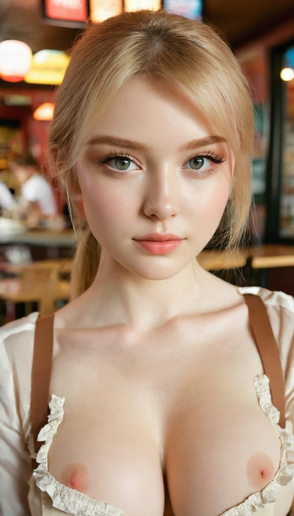 Tags: 21872187, SDXL
{"3": {"inputs": {"seed": 390136844011647, "steps": 64, "cfg": 5.81, "sampler_name": "dpmpp_2m", "scheduler": "karras", "denoise": 1.0, "model": ["27", 0], "positive": ["6", 0], "negative": ["7", 0], "latent_image": ["5", 0]}, "class_type": "KSampler"}, "4": {"inputs": {"ckpt_name": "juggernautxl.safetensors"}, "class_type": "CheckpointLoaderSimple"}, "5": {"inputs": {"width": 768, "height": 1344, "batch_size": 1}, "class_type": "EmptyLatentImage"}, "6": {"inputs": {"text": "22 year old girl, (irish:1.04), (sexy lips:1.10), (seductive pose:1.08), (blush:0.97), (cute:1.12), (eyelashes:0.97), (pale skin:1.00), (detailed face:1.10), (temptress:1.04), (slim:0.98), (double eyelids:1.03), (seductive facial expression:1.01), (beautiful eyes:1.06), (on all fours:1.00), (spreading ass cheeks:0.95), (from behind:1.08), (backboob:1.05), (a waitress in uniform:1.01) working at a restaurant, (detailed skin:1.09), (film:1.06), (textured skin:1.00), (skin fuzz:1.05), (soft lighting:1.08), (candid cinema:1.03), (portra:1.02), (RAW:1.04), (natural looking skin:1.05)", "clip": ["27", 1]}, "class_type": "CLIPTextEncode"}, "7": {"inputs": {"text": "(watermark:1.11), (bad hands:1.06), (twisted:1.05), (distorted:1.07), (low resolution:1.06), (open mouth:1.09), (worst quality:1.13)", "clip": ["27", 1]}, "class_type": "CLIPTextEncode"}, "8": {"inputs": {"samples": ["3", 0], "vae": ["4", 2]}, "class_type": "VAEDecode"}, "25": {"inputs": {"lora_name": "nudify_xl.safetensors", "strength_model": 0.2, "strength_clip": 0.19, "model": ["4", 0], "clip": ["4", 1]}, "class_type": "LoraLoader"}, "26": {"inputs": {"lora_name": "shirtlift_SDXL_v2.safetensors", "strength_model": 0.11, "strength_clip": 0.08, "model": ["25", 0], "clip": ["25", 1]}, "class_type": "LoraLoader"}, "27": {"inputs": {"lora_name": "PerfectEyesXL.safetensors", "strength_model": 0.06, "strength_clip": 0.03, "model": ["26", 0], "clip": ["26", 1]}, "class_type": "LoraLoader"}, "30": {"inputs": {"model_name": "4x_NMKD-Superscale-SP_178000_G.pth"}, "class_type": "UpscaleModelLoader"}, "31": {"inputs": {"upscale_model": ["30", 0], "image": ["8", 0]}, "class_type": "ImageUpscaleWithModel"}, "32": {"inputs": {"upscale_method": "lanczos", "scale_by": 0.5, "image": ["31", 0]}, "class_type": "ImageScaleBy"}, "33": {"inputs": {"pixels": ["32", 0], "vae": ["4", 2]}, "class_type": "VAEEncode"}, "34": {"inputs": {"seed": 390136844011647, "steps": 64, "cfg": 5.81, "sampler_name": "dpmpp_2m", "scheduler": "karras", "denoise": 0.3, "model": ["27", 0], "positive": ["6", 0], "negative": ["7", 0], "latent_image": ["33", 0]}, "class_type": "KSampler"}, "36": {"inputs": {"samples": ["34", 0], "vae": ["4", 2]}, "class_type": "VAEDecode"}, "39": {"inputs": {"filename_prefix": "comfyapi-1730448523688", "images": ["36", 0]}, "class_type": "SaveImage"}}