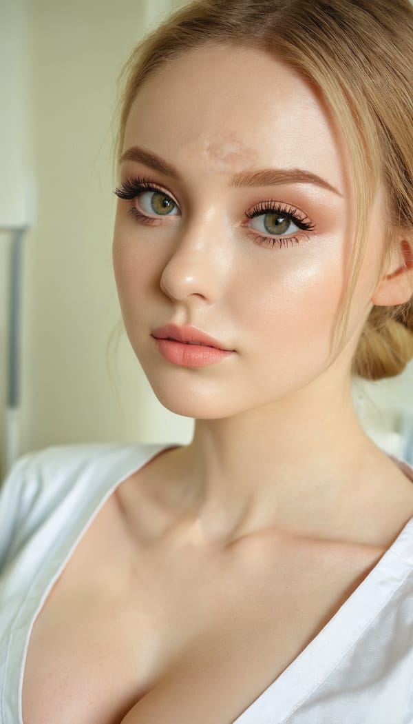 Tags: 21872187, SDXL
{"3": {"inputs": {"seed": 119395126661200, "steps": 64, "cfg": 5.95, "sampler_name": "dpmpp_2m", "scheduler": "karras", "denoise": 1.0, "model": ["27", 0], "positive": ["6", 0], "negative": ["7", 0], "latent_image": ["5", 0]}, "class_type": "KSampler"}, "4": {"inputs": {"ckpt_name": "juggernautxl.safetensors"}, "class_type": "CheckpointLoaderSimple"}, "5": {"inputs": {"width": 768, "height": 1344, "batch_size": 1}, "class_type": "EmptyLatentImage"}, "6": {"inputs": {"text": "26 year old girl, (irish:1.11), (sexy lips:1.03), (seductive pose:1.14), (slim:1.11), (beautiful eyes:1.08), (seductive facial expression:1.06), (detailed face:1.08), (cute:0.98), (temptress:1.04), (double eyelids:1.09), (blush:1.11), (pale skin:0.96), (eyelashes:1.10), (idol:1.14), (in a seductive pose:1.03), (large perky breasts:1.08), (cleavage:1.00), (thigh gap:0.95), (nurse in uniform:1.10) working in a hospital ward, (skin fuzz:1.07), (candid cinema:1.03), (textured skin:1.01), (natural looking skin:1.00), (detailed skin:1.07), (RAW:1.03), (portra:1.07), (film:1.04), (soft lighting:1.04)", "clip": ["27", 1]}, "class_type": "CLIPTextEncode"}, "7": {"inputs": {"text": "(watermark:1.14), (twisted:1.08), (worst quality:1.12), (low resolution:1.11), (distorted:1.08), (bad hands:1.06), (open mouth:1.10)", "clip": ["27", 1]}, "class_type": "CLIPTextEncode"}, "8": {"inputs": {"samples": ["3", 0], "vae": ["4", 2]}, "class_type": "VAEDecode"}, "25": {"inputs": {"lora_name": "nudify_xl.safetensors", "strength_model": 0.39, "strength_clip": 0.2, "model": ["4", 0], "clip": ["4", 1]}, "class_type": "LoraLoader"}, "26": {"inputs": {"lora_name": "shirtlift_SDXL_v2.safetensors", "strength_model": 0.15, "strength_clip": 0.13, "model": ["25", 0], "clip": ["25", 1]}, "class_type": "LoraLoader"}, "27": {"inputs": {"lora_name": "PerfectEyesXL.safetensors", "strength_model": 0.03, "strength_clip": 0.09, "model": ["26", 0], "clip": ["26", 1]}, "class_type": "LoraLoader"}, "30": {"inputs": {"model_name": "4x_NMKD-Superscale-SP_178000_G.pth"}, "class_type": "UpscaleModelLoader"}, "31": {"inputs": {"upscale_model": ["30", 0], "image": ["8", 0]}, "class_type": "ImageUpscaleWithModel"}, "32": {"inputs": {"upscale_method": "lanczos", "scale_by": 0.5, "image": ["31", 0]}, "class_type": "ImageScaleBy"}, "33": {"inputs": {"pixels": ["32", 0], "vae": ["4", 2]}, "class_type": "VAEEncode"}, "34": {"inputs": {"seed": 119395126661200, "steps": 64, "cfg": 5.95, "sampler_name": "dpmpp_2m", "scheduler": "karras", "denoise": 0.3, "model": ["27", 0], "positive": ["6", 0], "negative": ["7", 0], "latent_image": ["33", 0]}, "class_type": "KSampler"}, "36": {"inputs": {"samples": ["34", 0], "vae": ["4", 2]}, "class_type": "VAEDecode"}, "39": {"inputs": {"filename_prefix": "comfyapi-1732878468379", "images": ["36", 0]}, "class_type": "SaveImage"}}