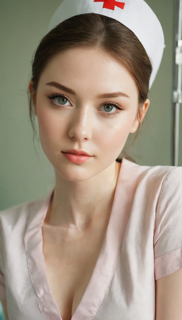 Tags: 21872187, SDXL
{"3": {"inputs": {"seed": 555233928288411, "steps": 64, "cfg": 5.38, "sampler_name": "dpmpp_2m", "scheduler": "karras", "denoise": 1.0, "model": ["27", 0], "positive": ["6", 0], "negative": ["7", 0], "latent_image": ["5", 0]}, "class_type": "KSampler"}, "4": {"inputs": {"ckpt_name": "juggernautxl.safetensors"}, "class_type": "CheckpointLoaderSimple"}, "5": {"inputs": {"width": 768, "height": 1344, "batch_size": 1}, "class_type": "EmptyLatentImage"}, "6": {"inputs": {"text": "27 year old girl, (irish:0.97), (eyelashes:1.02), (slim:1.11), (detailed face:1.02), (blush:1.08), (pale skin:1.01), (beautiful eyes:0.99), (temptress:1.05), (seductive facial expression:1.10), (seductive pose:1.06), (idol:1.06), (cute:1.04), (sexy lips:1.11), (double eyelids:0.98), (in a seductive pose:1.07), (large perky breasts:0.97), (cleavage:1.00), (thigh gap:1.09), (nurse in uniform:1.11) working in a hospital ward, (portra:1.06), (RAW:1.00), (detailed skin:1.03), (soft lighting:1.04), (textured skin:1.04), (candid cinema:1.09), (natural looking skin:1.05), (skin fuzz:1.05), (film:1.07)", "clip": ["27", 1]}, "class_type": "CLIPTextEncode"}, "7": {"inputs": {"text": "(low resolution:1.11), (watermark:1.06), (distorted:1.05), (twisted:1.11), (bad hands:1.07), (open mouth:1.12), (worst quality:1.05)", "clip": ["27", 1]}, "class_type": "CLIPTextEncode"}, "8": {"inputs": {"samples": ["3", 0], "vae": ["4", 2]}, "class_type": "VAEDecode"}, "25": {"inputs": {"lora_name": "nudify_xl.safetensors", "strength_model": 0.22, "strength_clip": 0.26, "model": ["4", 0], "clip": ["4", 1]}, "class_type": "LoraLoader"}, "26": {"inputs": {"lora_name": "shirtlift_SDXL_v2.safetensors", "strength_model": 0.0, "strength_clip": 0.1, "model": ["25", 0], "clip": ["25", 1]}, "class_type": "LoraLoader"}, "27": {"inputs": {"lora_name": "PerfectEyesXL.safetensors", "strength_model": 0.07, "strength_clip": 0.01, "model": ["26", 0], "clip": ["26", 1]}, "class_type": "LoraLoader"}, "30": {"inputs": {"model_name": "4x_NMKD-Superscale-SP_178000_G.pth"}, "class_type": "UpscaleModelLoader"}, "31": {"inputs": {"upscale_model": ["30", 0], "image": ["8", 0]}, "class_type": "ImageUpscaleWithModel"}, "32": {"inputs": {"upscale_method": "lanczos", "scale_by": 0.5, "image": ["31", 0]}, "class_type": "ImageScaleBy"}, "33": {"inputs": {"pixels": ["32", 0], "vae": ["4", 2]}, "class_type": "VAEEncode"}, "34": {"inputs": {"seed": 555233928288411, "steps": 64, "cfg": 5.38, "sampler_name": "dpmpp_2m", "scheduler": "karras", "denoise": 0.3, "model": ["27", 0], "positive": ["6", 0], "negative": ["7", 0], "latent_image": ["33", 0]}, "class_type": "KSampler"}, "36": {"inputs": {"samples": ["34", 0], "vae": ["4", 2]}, "class_type": "VAEDecode"}, "39": {"inputs": {"filename_prefix": "comfyapi-1724210700189", "images": ["36", 0]}, "class_type": "SaveImage"}}