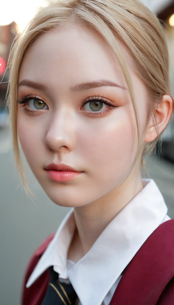 Tags: 21872187, SDXL
{"3": {"inputs": {"seed": 409942837808016, "steps": 32, "cfg": 6.39, "sampler_name": "dpmpp_2m", "scheduler": "karras", "denoise": 1.0, "model": ["27", 0], "positive": ["6", 0], "negative": ["7", 0], "latent_image": ["5", 0]}, "class_type": "KSampler"}, "4": {"inputs": {"ckpt_name": "juggernautxl.safetensors"}, "class_type": "CheckpointLoaderSimple"}, "5": {"inputs": {"width": 768, "height": 1344, "batch_size": 1}, "class_type": "EmptyLatentImage"}, "6": {"inputs": {"text": "22 year old girl, (blush:1.08), (seductive facial expression:1.04), (double eyelids:1.06), (eyelashes:1.03), (pale skin:1.11), (beautiful eyes:1.10), (cute:0.95), (detailed face:1.10), (temptress:1.07), (seductive pose:1.04), (sexy lips:0.98), (slim:1.13), (idol:1.08), (perky ass:1.04), (exposed ass:1.07), (looking back:1.11), (sexy ass:1.06), (thigh gap:1.13), (school uniform:1.11), choker, busy street, (candid cinema:1.07), (soft lighting:1.00), (film:1.02), (natural looking skin:1.07), (textured skin:1.08), (detailed skin:1.06), (RAW:1.01), (portra:1.06), (skin fuzz:1.03)", "clip": ["27", 1]}, "class_type": "CLIPTextEncode"}, "7": {"inputs": {"text": "(worst quality:1.14), (low resolution:1.11), (bad hands:1.11), (distorted:1.05), (watermark:1.09), (open mouth:1.09), (twisted:1.08)", "clip": ["27", 1]}, "class_type": "CLIPTextEncode"}, "8": {"inputs": {"samples": ["3", 0], "vae": ["4", 2]}, "class_type": "VAEDecode"}, "25": {"inputs": {"lora_name": "nudify_xl.safetensors", "strength_model": 0.31, "strength_clip": 0.07, "model": ["4", 0], "clip": ["4", 1]}, "class_type": "LoraLoader"}, "26": {"inputs": {"lora_name": "shirtlift_SDXL_v2.safetensors", "strength_model": 0.07, "strength_clip": 0.1, "model": ["25", 0], "clip": ["25", 1]}, "class_type": "LoraLoader"}, "27": {"inputs": {"lora_name": "PerfectEyesXL.safetensors", "strength_model": 0.03, "strength_clip": 0.04, "model": ["26", 0], "clip": ["26", 1]}, "class_type": "LoraLoader"}, "30": {"inputs": {"model_name": "4x_NMKD-Superscale-SP_178000_G.pth"}, "class_type": "UpscaleModelLoader"}, "31": {"inputs": {"upscale_model": ["30", 0], "image": ["8", 0]}, "class_type": "ImageUpscaleWithModel"}, "32": {"inputs": {"upscale_method": "lanczos", "scale_by": 0.5, "image": ["31", 0]}, "class_type": "ImageScaleBy"}, "33": {"inputs": {"pixels": ["32", 0], "vae": ["4", 2]}, "class_type": "VAEEncode"}, "34": {"inputs": {"seed": 409942837808016, "steps": 32, "cfg": 6.39, "sampler_name": "dpmpp_2m", "scheduler": "karras", "denoise": 0.3, "model": ["27", 0], "positive": ["6", 0], "negative": ["7", 0], "latent_image": ["33", 0]}, "class_type": "KSampler"}, "36": {"inputs": {"samples": ["34", 0], "vae": ["4", 2]}, "class_type": "VAEDecode"}, "39": {"inputs": {"filename_prefix": "comfyapi-1734390151580", "images": ["36", 0]}, "class_type": "SaveImage"}}