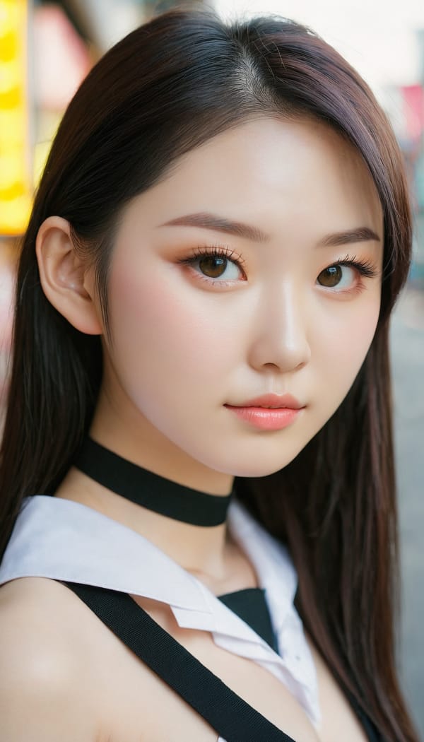 Tags: 21872187, SDXL
{"3": {"inputs": {"seed": 519346398513427, "steps": 32, "cfg": 5.89, "sampler_name": "dpmpp_2m", "scheduler": "karras", "denoise": 1.0, "model": ["27", 0], "positive": ["6", 0], "negative": ["7", 0], "latent_image": ["5", 0]}, "class_type": "KSampler"}, "4": {"inputs": {"ckpt_name": "juggernautxl.safetensors"}, "class_type": "CheckpointLoaderSimple"}, "5": {"inputs": {"width": 768, "height": 1344, "batch_size": 1}, "class_type": "EmptyLatentImage"}, "6": {"inputs": {"text": "20 year old girl, (taiwanese:0.95), (pale skin:1.10), (seductive facial expression:1.11), (eyelashes:1.11), (temptress:1.04), (seductive pose:1.00), (double eyelids:1.08), (detailed face:1.05), (beautiful eyes:1.14), (cute:1.03), (idol:1.10), (blush:1.13), (sexy lips:0.99), (in a seductive pose:1.02), (large perky breasts:1.10), (cleavage:1.05), (thigh gap:1.08), (school uniform:1.03), choker, busy street, (detailed skin:1.02), (candid cinema:1.00), (natural looking skin:1.09), (RAW:1.02), (soft lighting:1.04), (textured skin:1.09), (portra:1.09), (film:1.03), (skin fuzz:1.08)", "clip": ["27", 1]}, "class_type": "CLIPTextEncode"}, "7": {"inputs": {"text": "(twisted:1.07), (open mouth:1.08), (bad hands:1.14), (distorted:1.13), (watermark:1.10), (worst quality:1.08)", "clip": ["27", 1]}, "class_type": "CLIPTextEncode"}, "8": {"inputs": {"samples": ["3", 0], "vae": ["4", 2]}, "class_type": "VAEDecode"}, "25": {"inputs": {"lora_name": "nudify_xl.safetensors", "strength_model": 0.16, "strength_clip": 0.08, "model": ["4", 0], "clip": ["4", 1]}, "class_type": "LoraLoader"}, "26": {"inputs": {"lora_name": "shirtlift_SDXL_v2.safetensors", "strength_model": 0.13, "strength_clip": 0.01, "model": ["25", 0], "clip": ["25", 1]}, "class_type": "LoraLoader"}, "27": {"inputs": {"lora_name": "PerfectEyesXL.safetensors", "strength_model": 0.1, "strength_clip": 0.12, "model": ["26", 0], "clip": ["26", 1]}, "class_type": "LoraLoader"}, "30": {"inputs": {"model_name": "4x_NMKD-Superscale-SP_178000_G.pth"}, "class_type": "UpscaleModelLoader"}, "31": {"inputs": {"upscale_model": ["30", 0], "image": ["8", 0]}, "class_type": "ImageUpscaleWithModel"}, "32": {"inputs": {"upscale_method": "lanczos", "scale_by": 0.5, "image": ["31", 0]}, "class_type": "ImageScaleBy"}, "33": {"inputs": {"pixels": ["32", 0], "vae": ["4", 2]}, "class_type": "VAEEncode"}, "34": {"inputs": {"seed": 519346398513427, "steps": 32, "cfg": 5.89, "sampler_name": "dpmpp_2m", "scheduler": "karras", "denoise": 0.3, "model": ["27", 0], "positive": ["6", 0], "negative": ["7", 0], "latent_image": ["33", 0]}, "class_type": "KSampler"}, "36": {"inputs": {"samples": ["34", 0], "vae": ["4", 2]}, "class_type": "VAEDecode"}, "39": {"inputs": {"filename_prefix": "comfyapi-1716550099494", "images": ["36", 0]}, "class_type": "SaveImage"}}