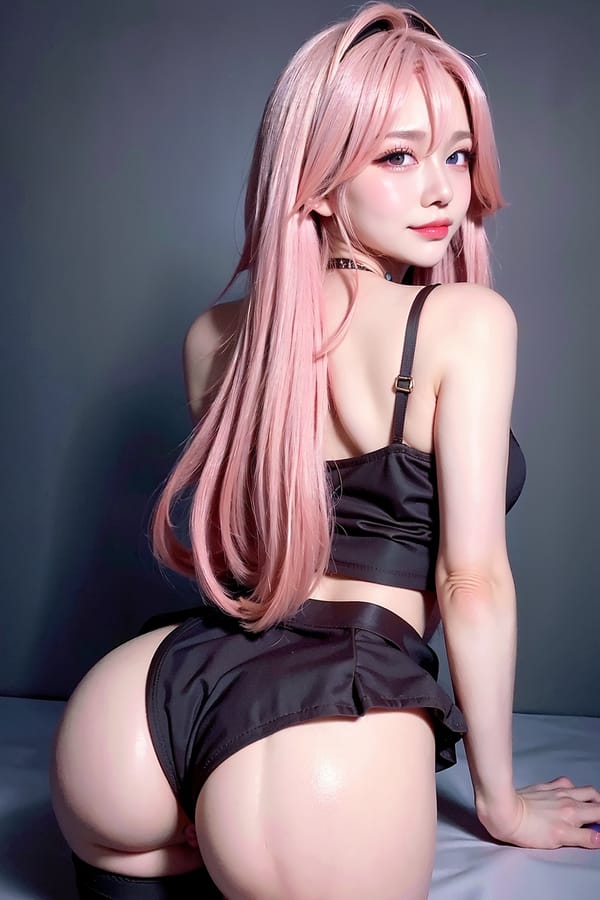 Tags: 21872187
<lora:koreanDollLikeness:0.72>, <lora:YaeMiko_Test:0.68>, (russian:1.09), (ukrainian:0.93), maid cafe, stockings, (maid costume:1.11), choker, bowtie, headband, (pleated skirt:1.15), (on all fours:0.97), spreading ass cheeks, (from behind:1.20), <lora:fixStandingDoggyStyle:0.34>, backboob, <lora:Addams:0.27>, extremely detailed eyes, extremely detailed face, cute, sexy lips, seductive smile, double eyelids, eyelashes, pale skin, perky breasts, full body portrait, textured skin, RAW, (thigh gap:1.14), (stunningly attractive:1.07), (dramatic:0.98)
Negative prompt: paintings, black and white, fat, (worst quality:2.25)
Steps: 48, Sampler: DPM++ 2M Karras, CFG scale: 6.01, Seed: 1427126582, Size: 512x768, Model hash: fc2511737a, Model: chilloutmix_NiPrunedFp32Fix, Seed resize from: -1x-1, Denoising strength: 0.5, Version: v1.2.1, Hires upscale: 2.0, Hires steps: 16, Hires upscaler: ESRGAN_4x