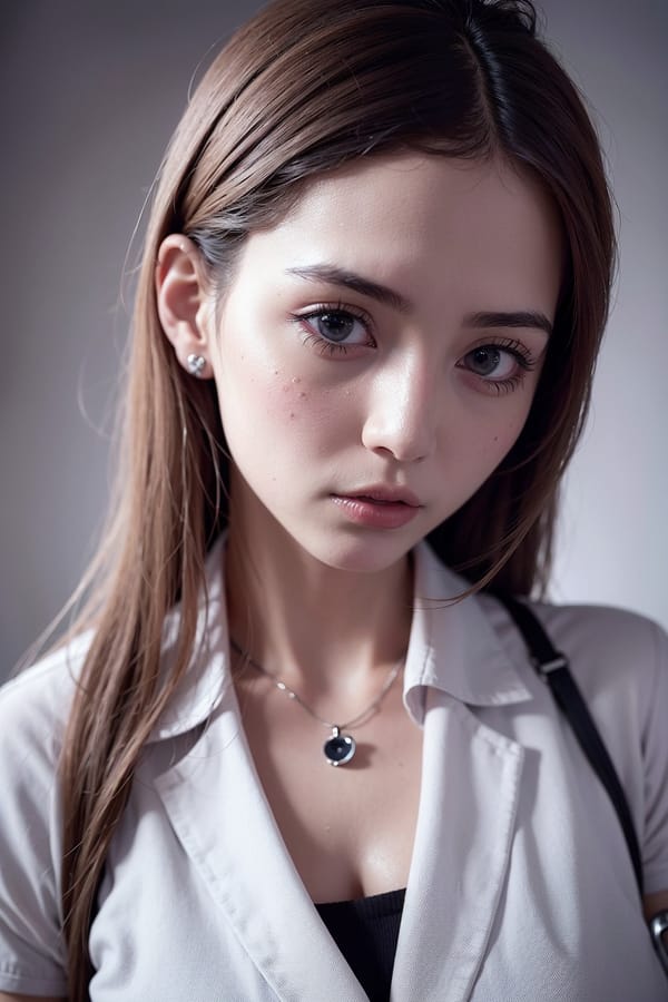 Tags: 21872187
<lora:JapaneseDollLikeness_v15:0.48>, <lora:YaeMiko_Test:0.50>, (nurse outfit:1.15), hospital ward, <lora:skirtlift-v4:0.99 <lora:Addams:0.22>, extremely detailed eyes, extremely detailed face, cute, sexy lips, eyelashes, pale skin, textured skin, RAW, sharp, delicate and beautiful girl, (dramatic:1.19)
Negative prompt: sketches, paintings, ugly, (worst quality:2.24)
Steps: 64, Sampler: DPM++ 2M Karras, CFG scale: 6.35, Seed: 344156219, Size: 512x768, Model hash: fc2511737a, Model: chilloutmix_NiPrunedFp32Fix, Seed resize from: -1x-1, Denoising strength: 0.4, Version: v1.2.1, Hires upscale: 2.0, Hires steps: 16, Hires upscaler: ESRGAN_4x
