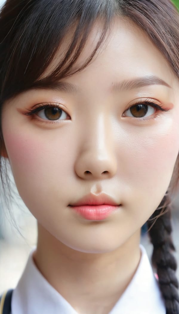 Tags: 21872187, SDXL
{"3": {"inputs": {"seed": 441217713454619, "steps": 64, "cfg": 7.81, "sampler_name": "dpmpp_2m", "scheduler": "karras", "denoise": 1.0, "model": ["27", 0], "positive": ["6", 0], "negative": ["7", 0], "latent_image": ["5", 0]}, "class_type": "KSampler"}, "4": {"inputs": {"ckpt_name": "juggernautxl.safetensors"}, "class_type": "CheckpointLoaderSimple"}, "5": {"inputs": {"width": 768, "height": 1344, "batch_size": 1}, "class_type": "EmptyLatentImage"}, "6": {"inputs": {"text": "23 year old girl, (korean:1.05), (double eyelids:1.14), (beautiful eyes:0.97), (blush:1.12), (idol:1.03), (seductive pose:1.01), (eyelashes:0.95), (cute:0.98), (pale skin:1.12), (temptress:1.14), (sexy lips:1.12), (detailed face:1.04), (slim:1.13), (seductive facial expression:1.03), (on all fours:1.00), (spreading ass cheeks:1.00), (from behind:1.06), (backboob:1.03), (school uniform:1.03), choker, busy street, (candid cinema:1.01), (portra:1.05), (detailed skin:1.08), (film:1.06), (skin fuzz:1.02), (soft lighting:1.09), (RAW:1.03), (natural looking skin:1.09), (textured skin:1.01)", "clip": ["27", 1]}, "class_type": "CLIPTextEncode"}, "7": {"inputs": {"text": "(bad hands:1.08), (worst quality:1.14), (twisted:1.10), (open mouth:1.06), (distorted:1.12), (low resolution:1.05), (watermark:1.11)", "clip": ["27", 1]}, "class_type": "CLIPTextEncode"}, "8": {"inputs": {"samples": ["3", 0], "vae": ["4", 2]}, "class_type": "VAEDecode"}, "25": {"inputs": {"lora_name": "nudify_xl.safetensors", "strength_model": 0.01, "strength_clip": 0.38, "model": ["4", 0], "clip": ["4", 1]}, "class_type": "LoraLoader"}, "26": {"inputs": {"lora_name": "shirtlift_SDXL_v2.safetensors", "strength_model": 0.13, "strength_clip": 0.06, "model": ["25", 0], "clip": ["25", 1]}, "class_type": "LoraLoader"}, "27": {"inputs": {"lora_name": "PerfectEyesXL.safetensors", "strength_model": 0.17, "strength_clip": 0.17, "model": ["26", 0], "clip": ["26", 1]}, "class_type": "LoraLoader"}, "30": {"inputs": {"model_name": "4x_NMKD-Superscale-SP_178000_G.pth"}, "class_type": "UpscaleModelLoader"}, "31": {"inputs": {"upscale_model": ["30", 0], "image": ["8", 0]}, "class_type": "ImageUpscaleWithModel"}, "32": {"inputs": {"upscale_method": "lanczos", "scale_by": 0.5, "image": ["31", 0]}, "class_type": "ImageScaleBy"}, "33": {"inputs": {"pixels": ["32", 0], "vae": ["4", 2]}, "class_type": "VAEEncode"}, "34": {"inputs": {"seed": 441217713454619, "steps": 64, "cfg": 7.81, "sampler_name": "dpmpp_2m", "scheduler": "karras", "denoise": 0.3, "model": ["27", 0], "positive": ["6", 0], "negative": ["7", 0], "latent_image": ["33", 0]}, "class_type": "KSampler"}, "36": {"inputs": {"samples": ["34", 0], "vae": ["4", 2]}, "class_type": "VAEDecode"}, "39": {"inputs": {"filename_prefix": "comfyapi-1735174825209", "images": ["36", 0]}, "class_type": "SaveImage"}}