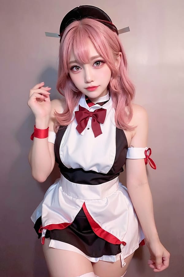 Tags: 21872187
<lora:taiwanDollLikeness_v20:0.46>, maid cafe, stockings, (maid costume:0.90), choker, bowtie, headband, (pleated skirt:0.96), <lora:skirtlift-v4:0.81 <lora:Addams:0.34>, extremely detailed eyes, extremely detailed face, cute, (photorealistic:1.11), sexy lips, double eyelids, eyelashes, perky breasts, best quality, blush, delicate and beautiful girl, 1girl, (stunningly attractive:1.18)
Negative prompt: paintings, anime, black and white, ugly, (worst quality:1.98)
Steps: 64, Sampler: DPM++ 2M Karras, CFG scale: 5.78, Seed: 1065788550, Size: 512x768, Model hash: fc2511737a, Model: chilloutmix_NiPrunedFp32Fix, Seed resize from: -1x-1, Denoising strength: 0.3, Version: v1.2.1, Hires upscale: 2.0, Hires steps: 16, Hires upscaler: ESRGAN_4x