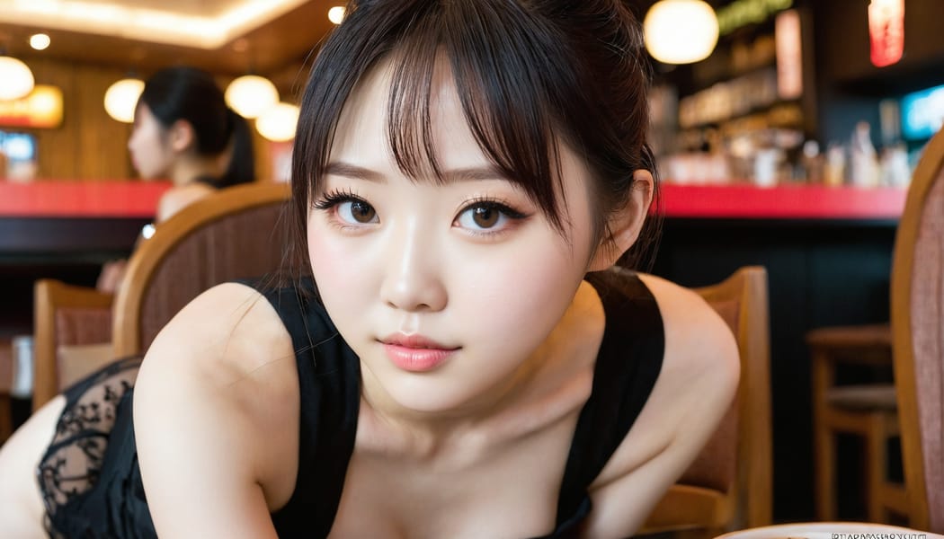 Tags: 21872187, SDXL
{"3": {"inputs": {"seed": 687552681412793, "steps": 64, "cfg": 7.91, "sampler_name": "dpmpp_2m", "scheduler": "karras", "denoise": 1.0, "model": ["27", 0], "positive": ["6", 0], "negative": ["7", 0], "latent_image": ["5", 0]}, "class_type": "KSampler"}, "4": {"inputs": {"ckpt_name": "juggernautxl.safetensors"}, "class_type": "CheckpointLoaderSimple"}, "5": {"inputs": {"width": 1344, "height": 768, "batch_size": 1}, "class_type": "EmptyLatentImage"}, "6": {"inputs": {"text": "18 year old girl, (japanese:0.96), (chinese:1.14), (taiwanese:1.08), (russian:1.03), (cute:1.05), (idol:1.05), (double eyelids:1.02), (seductive pose:1.08), (seductive facial expression:1.14), (detailed face:1.07), (sexy lips:1.07), (eyelashes:1.00), (pale skin:1.05), (temptress:1.07), (blush:1.13), (beautiful eyes:1.01), (slim:1.07), (on all fours:1.12), (spreading ass cheeks:1.00), (from behind:1.14), (backboob:1.08), (wearing a little black dress:1.06) at a fine dining restaurant, (film:1.08), (natural looking skin:1.06), (candid cinema:1.01), (RAW:1.09), (portra:1.08), (detailed skin:1.09), (skin fuzz:1.00), (soft lighting:1.05), (textured skin:1.06)", "clip": ["27", 1]}, "class_type": "CLIPTextEncode"}, "7": {"inputs": {"text": "(worst quality:1.09), (watermark:1.06), (bad hands:1.06), (twisted:1.07), (distorted:1.13), (open mouth:1.09), (low resolution:1.13)", "clip": ["27", 1]}, "class_type": "CLIPTextEncode"}, "8": {"inputs": {"samples": ["3", 0], "vae": ["4", 2]}, "class_type": "VAEDecode"}, "25": {"inputs": {"lora_name": "nudify_xl.safetensors", "strength_model": 0.22, "strength_clip": 0.24, "model": ["4", 0], "clip": ["4", 1]}, "class_type": "LoraLoader"}, "26": {"inputs": {"lora_name": "shirtlift_SDXL_v2.safetensors", "strength_model": 0.11, "strength_clip": 0.07, "model": ["25", 0], "clip": ["25", 1]}, "class_type": "LoraLoader"}, "27": {"inputs": {"lora_name": "PerfectEyesXL.safetensors", "strength_model": 0.01, "strength_clip": 0.05, "model": ["26", 0], "clip": ["26", 1]}, "class_type": "LoraLoader"}, "30": {"inputs": {"model_name": "4x_NMKD-Superscale-SP_178000_G.pth"}, "class_type": "UpscaleModelLoader"}, "31": {"inputs": {"upscale_model": ["30", 0], "image": ["8", 0]}, "class_type": "ImageUpscaleWithModel"}, "32": {"inputs": {"upscale_method": "lanczos", "scale_by": 0.5, "image": ["31", 0]}, "class_type": "ImageScaleBy"}, "33": {"inputs": {"pixels": ["32", 0], "vae": ["4", 2]}, "class_type": "VAEEncode"}, "34": {"inputs": {"seed": 687552681412793, "steps": 64, "cfg": 7.91, "sampler_name": "dpmpp_2m", "scheduler": "karras", "denoise": 0.3, "model": ["27", 0], "positive": ["6", 0], "negative": ["7", 0], "latent_image": ["33", 0]}, "class_type": "KSampler"}, "36": {"inputs": {"samples": ["34", 0], "vae": ["4", 2]}, "class_type": "VAEDecode"}, "39": {"inputs": {"filename_prefix": "comfyapi-1716412526465", "images": ["36", 0]}, "class_type": "SaveImage"}}