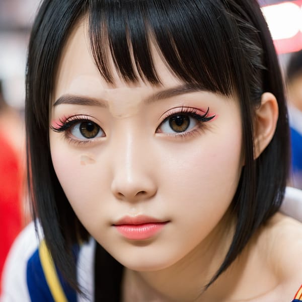 Tags: 21872187, SDXL
{"3": {"inputs": {"seed": 249351476178210, "steps": 32, "cfg": 7.67, "sampler_name": "dpmpp_2m", "scheduler": "karras", "denoise": 1.0, "model": ["27", 0], "positive": ["6", 0], "negative": ["7", 0], "latent_image": ["5", 0]}, "class_type": "KSampler"}, "4": {"inputs": {"ckpt_name": "juggernautXL_v8Rundiffusion.safetensors"}, "class_type": "CheckpointLoaderSimple"}, "5": {"inputs": {"width": 1024, "height": 1024, "batch_size": 1}, "class_type": "EmptyLatentImage"}, "6": {"inputs": {"text": "21 year old girl, (ukrainian:0.97), (japanese:1.14), (taiwanese:1.06), (seductive facial expression:1.02), (beautiful eyes:1.10), (slim:1.07), (sexy lips:1.01), (seductive pose:1.07), (temptress:0.97), (eyelashes:1.04), (detailed face:1.14), (pale skin:0.99), (blush:0.96), (idol:1.00), (double eyelids:1.13), (cute:1.07), (perky ass:1.08), (exposed ass:1.01), (looking back:1.14), (sexy ass:1.05), (thigh gap:1.09), (in a cosplay:0.97) at comiket posing for camera, (film:1.06), (RAW:1.07), (natural looking skin:1.01), (candid cinema:1.03), (soft lighting:1.00), (portra:1.06), (detailed skin:1.01), (skin fuzz:1.02), (textured skin:1.00)", "clip": ["27", 1]}, "class_type": "CLIPTextEncode"}, "7": {"inputs": {"text": "(open mouth:1.10), (twisted:1.14), (watermark:1.07), (bad hands:1.11), (low resolution:1.09), (worst quality:1.09), (distorted:1.13)", "clip": ["27", 1]}, "class_type": "CLIPTextEncode"}, "8": {"inputs": {"samples": ["3", 0], "vae": ["4", 2]}, "class_type": "VAEDecode"}, "25": {"inputs": {"lora_name": "nudify_xl.safetensors", "strength_model": 0.23, "strength_clip": 0.0, "model": ["4", 0], "clip": ["4", 1]}, "class_type": "LoraLoader"}, "26": {"inputs": {"lora_name": "shirtlift_SDXL_v2.safetensors", "strength_model": 0.08, "strength_clip": 0.03, "model": ["25", 0], "clip": ["25", 1]}, "class_type": "LoraLoader"}, "27": {"inputs": {"lora_name": "PerfectEyesXL.safetensors", "strength_model": 0.09, "strength_clip": 0.17, "model": ["26", 0], "clip": ["26", 1]}, "class_type": "LoraLoader"}, "30": {"inputs": {"model_name": "4x_NMKD-Superscale-SP_178000_G.pth"}, "class_type": "UpscaleModelLoader"}, "31": {"inputs": {"upscale_model": ["30", 0], "image": ["8", 0]}, "class_type": "ImageUpscaleWithModel"}, "32": {"inputs": {"upscale_method": "lanczos", "scale_by": 0.5, "image": ["31", 0]}, "class_type": "ImageScaleBy"}, "33": {"inputs": {"pixels": ["32", 0], "vae": ["4", 2]}, "class_type": "VAEEncode"}, "34": {"inputs": {"seed": 249351476178210, "steps": 32, "cfg": 7.67, "sampler_name": "dpmpp_2m", "scheduler": "karras", "denoise": 0.3, "model": ["27", 0], "positive": ["6", 0], "negative": ["7", 0], "latent_image": ["33", 0]}, "class_type": "KSampler"}, "36": {"inputs": {"samples": ["34", 0], "vae": ["4", 2]}, "class_type": "VAEDecode"}, "39": {"inputs": {"filename_prefix": "comfyapi-1707253726352", "images": ["36", 0]}, "class_type": "SaveImage"}}