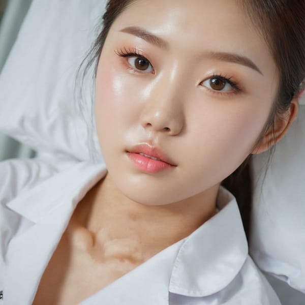 Tags: 21872187, SDXL
{"3": {"inputs": {"seed": 150086681872666, "steps": 32, "cfg": 5.31, "sampler_name": "dpmpp_2m", "scheduler": "karras", "denoise": 1.0, "model": ["27", 0], "positive": ["6", 0], "negative": ["7", 0], "latent_image": ["5", 0]}, "class_type": "KSampler"}, "4": {"inputs": {"ckpt_name": "juggernautxl.safetensors"}, "class_type": "CheckpointLoaderSimple"}, "5": {"inputs": {"width": 1024, "height": 1024, "batch_size": 1}, "class_type": "EmptyLatentImage"}, "6": {"inputs": {"text": "24 year old girl, (korean:0.96), (idol:0.95), (beautiful eyes:0.96), (cute:0.98), (seductive facial expression:1.06), (double eyelids:1.14), (sexy lips:0.98), (eyelashes:1.11), (temptress:0.98), (slim:0.97), (detailed face:0.97), (blush:0.98), (on all fours:1.13), (spreading ass cheeks:1.10), (from behind:0.98), (backboob:0.98), (nurse in uniform:1.07) working in a hospital ward, (film:1.01), (RAW:1.01), (natural looking skin:1.01), (textured skin:1.06), (skin fuzz:1.09), (detailed skin:1.04), (portra:1.08), (soft lighting:1.05), (candid cinema:1.08)", "clip": ["27", 1]}, "class_type": "CLIPTextEncode"}, "7": {"inputs": {"text": "(low resolution:1.12), (bad hands:1.14), (distorted:1.12), (twisted:1.14), (worst quality:1.12), (open mouth:1.06), (watermark:1.05)", "clip": ["27", 1]}, "class_type": "CLIPTextEncode"}, "8": {"inputs": {"samples": ["3", 0], "vae": ["4", 2]}, "class_type": "VAEDecode"}, "25": {"inputs": {"lora_name": "nudify_xl.safetensors", "strength_model": 0.31, "strength_clip": 0.08, "model": ["4", 0], "clip": ["4", 1]}, "class_type": "LoraLoader"}, "26": {"inputs": {"lora_name": "shirtlift_SDXL_v2.safetensors", "strength_model": 0.07, "strength_clip": 0.14, "model": ["25", 0], "clip": ["25", 1]}, "class_type": "LoraLoader"}, "27": {"inputs": {"lora_name": "PerfectEyesXL.safetensors", "strength_model": 0.08, "strength_clip": 0.08, "model": ["26", 0], "clip": ["26", 1]}, "class_type": "LoraLoader"}, "30": {"inputs": {"model_name": "4x_NMKD-Superscale-SP_178000_G.pth"}, "class_type": "UpscaleModelLoader"}, "31": {"inputs": {"upscale_model": ["30", 0], "image": ["8", 0]}, "class_type": "ImageUpscaleWithModel"}, "32": {"inputs": {"upscale_method": "lanczos", "scale_by": 0.5, "image": ["31", 0]}, "class_type": "ImageScaleBy"}, "33": {"inputs": {"pixels": ["32", 0], "vae": ["4", 2]}, "class_type": "VAEEncode"}, "34": {"inputs": {"seed": 150086681872666, "steps": 32, "cfg": 5.31, "sampler_name": "dpmpp_2m", "scheduler": "karras", "denoise": 0.3, "model": ["27", 0], "positive": ["6", 0], "negative": ["7", 0], "latent_image": ["33", 0]}, "class_type": "KSampler"}, "36": {"inputs": {"samples": ["34", 0], "vae": ["4", 2]}, "class_type": "VAEDecode"}, "39": {"inputs": {"filename_prefix": "comfyapi-1725984395019", "images": ["36", 0]}, "class_type": "SaveImage"}}