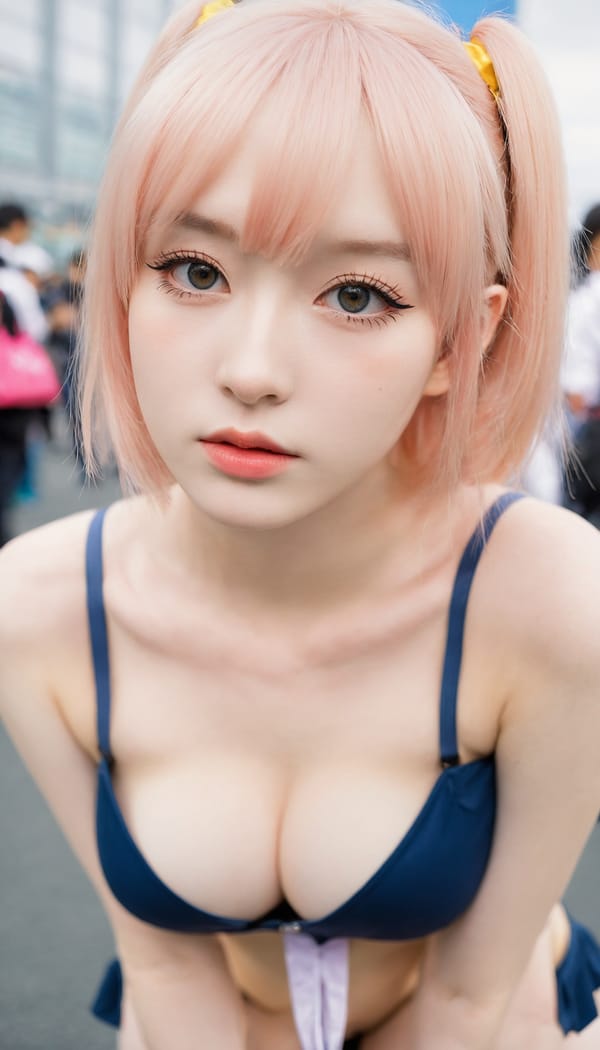 Tags: 21872187, SDXL
{"3": {"inputs": {"seed": 610825360466860, "steps": 32, "cfg": 6.51, "sampler_name": "dpmpp_2m", "scheduler": "karras", "denoise": 1.0, "model": ["27", 0], "positive": ["6", 0], "negative": ["7", 0], "latent_image": ["5", 0]}, "class_type": "KSampler"}, "4": {"inputs": {"ckpt_name": "leosamsHelloworldSDXL_helloworldSDXL32DPO.safetensors"}, "class_type": "CheckpointLoaderSimple"}, "5": {"inputs": {"width": 768, "height": 1344, "batch_size": 1}, "class_type": "EmptyLatentImage"}, "6": {"inputs": {"text": "22 year old girl, (russian:1.06), (beautiful eyes:1.03), (double eyelids:0.97), (detailed face:0.96), (sexy lips:0.98), (blush:1.11), (seductive facial expression:1.01), (slim:1.04), (temptress:1.00), (eyelashes:1.06), (seductive pose:1.03), (idol:1.03), (pale skin:1.13), (cute:1.12), (perky ass:0.95), (exposed ass:1.06), (looking back:0.95), (sexy ass:1.00), (thigh gap:0.95), (in a cosplay:1.07) at comiket posing for camera, (candid cinema:1.03), (textured skin:1.04), (soft lighting:1.09), (portra:1.05), (RAW:1.05), (natural looking skin:1.09), (skin fuzz:1.06), (film:1.09), (detailed skin:1.03)", "clip": ["27", 1]}, "class_type": "CLIPTextEncode"}, "7": {"inputs": {"text": "(worst quality:1.08), (distorted:1.07), (bad hands:1.14), (low resolution:1.07), (open mouth:1.12), (watermark:1.09), (twisted:1.14)", "clip": ["27", 1]}, "class_type": "CLIPTextEncode"}, "8": {"inputs": {"samples": ["3", 0], "vae": ["4", 2]}, "class_type": "VAEDecode"}, "25": {"inputs": {"lora_name": "nudify_xl.safetensors", "strength_model": 0.21, "strength_clip": 0.08, "model": ["4", 0], "clip": ["4", 1]}, "class_type": "LoraLoader"}, "26": {"inputs": {"lora_name": "shirtlift_SDXL_v2.safetensors", "strength_model": 0.02, "strength_clip": 0.04, "model": ["25", 0], "clip": ["25", 1]}, "class_type": "LoraLoader"}, "27": {"inputs": {"lora_name": "PerfectEyesXL.safetensors", "strength_model": 0.11, "strength_clip": 0.09, "model": ["26", 0], "clip": ["26", 1]}, "class_type": "LoraLoader"}, "30": {"inputs": {"model_name": "4x_NMKD-Superscale-SP_178000_G.pth"}, "class_type": "UpscaleModelLoader"}, "31": {"inputs": {"upscale_model": ["30", 0], "image": ["8", 0]}, "class_type": "ImageUpscaleWithModel"}, "32": {"inputs": {"upscale_method": "lanczos", "scale_by": 0.5, "image": ["31", 0]}, "class_type": "ImageScaleBy"}, "33": {"inputs": {"pixels": ["32", 0], "vae": ["4", 2]}, "class_type": "VAEEncode"}, "34": {"inputs": {"seed": 610825360466860, "steps": 32, "cfg": 6.51, "sampler_name": "dpmpp_2m", "scheduler": "karras", "denoise": 0.3, "model": ["27", 0], "positive": ["6", 0], "negative": ["7", 0], "latent_image": ["33", 0]}, "class_type": "KSampler"}, "36": {"inputs": {"samples": ["34", 0], "vae": ["4", 2]}, "class_type": "VAEDecode"}, "39": {"inputs": {"filename_prefix": "comfyapi-1707663230993", "images": ["36", 0]}, "class_type": "SaveImage"}}