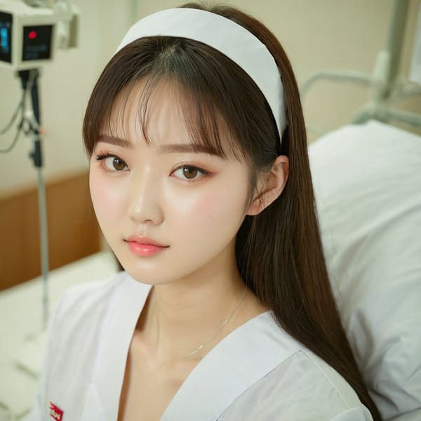 Tags: 21872187, SDXL
{"3": {"inputs": {"seed": 551670485564074, "steps": 32, "cfg": 6.89, "sampler_name": "dpmpp_2m", "scheduler": "karras", "denoise": 1.0, "model": ["27", 0], "positive": ["6", 0], "negative": ["7", 0], "latent_image": ["5", 0]}, "class_type": "KSampler"}, "4": {"inputs": {"ckpt_name": "juggernautxl.safetensors"}, "class_type": "CheckpointLoaderSimple"}, "5": {"inputs": {"width": 1024, "height": 1024, "batch_size": 1}, "class_type": "EmptyLatentImage"}, "6": {"inputs": {"text": "20 year old girl, (taiwanese:0.99), (ukrainian:1.06), (korean:0.98), (idol:0.98), (seductive facial expression:1.09), (seductive pose:1.03), (blush:1.14), (cute:0.99), (double eyelids:1.08), (slim:1.00), (temptress:1.10), (pale skin:1.03), (detailed face:1.06), (in a seductive pose:0.95), (large perky breasts:1.08), (cleavage:1.14), (thigh gap:1.08), (nurse in uniform:1.13) working in a hospital ward, (RAW:1.02), (portra:1.08), (candid cinema:1.04), (film:1.04), (skin fuzz:1.02), (natural looking skin:1.08), (detailed skin:1.02), (textured skin:1.08), (soft lighting:1.08)", "clip": ["27", 1]}, "class_type": "CLIPTextEncode"}, "7": {"inputs": {"text": "(watermark:1.12), (twisted:1.07), (worst quality:1.13), (bad hands:1.07), (distorted:1.11), (open mouth:1.08), (low resolution:1.10)", "clip": ["27", 1]}, "class_type": "CLIPTextEncode"}, "8": {"inputs": {"samples": ["3", 0], "vae": ["4", 2]}, "class_type": "VAEDecode"}, "25": {"inputs": {"lora_name": "nudify_xl.safetensors", "strength_model": 0.05, "strength_clip": 0.22, "model": ["4", 0], "clip": ["4", 1]}, "class_type": "LoraLoader"}, "26": {"inputs": {"lora_name": "shirtlift_SDXL_v2.safetensors", "strength_model": 0.0, "strength_clip": 0.09, "model": ["25", 0], "clip": ["25", 1]}, "class_type": "LoraLoader"}, "27": {"inputs": {"lora_name": "PerfectEyesXL.safetensors", "strength_model": 0.19, "strength_clip": 0.06, "model": ["26", 0], "clip": ["26", 1]}, "class_type": "LoraLoader"}, "30": {"inputs": {"model_name": "4x_NMKD-Superscale-SP_178000_G.pth"}, "class_type": "UpscaleModelLoader"}, "31": {"inputs": {"upscale_model": ["30", 0], "image": ["8", 0]}, "class_type": "ImageUpscaleWithModel"}, "32": {"inputs": {"upscale_method": "lanczos", "scale_by": 0.5, "image": ["31", 0]}, "class_type": "ImageScaleBy"}, "33": {"inputs": {"pixels": ["32", 0], "vae": ["4", 2]}, "class_type": "VAEEncode"}, "34": {"inputs": {"seed": 551670485564074, "steps": 32, "cfg": 6.89, "sampler_name": "dpmpp_2m", "scheduler": "karras", "denoise": 0.3, "model": ["27", 0], "positive": ["6", 0], "negative": ["7", 0], "latent_image": ["33", 0]}, "class_type": "KSampler"}, "36": {"inputs": {"samples": ["34", 0], "vae": ["4", 2]}, "class_type": "VAEDecode"}, "39": {"inputs": {"filename_prefix": "comfyapi-1716742878240", "images": ["36", 0]}, "class_type": "SaveImage"}}