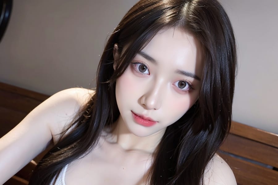 Tags: 21872187
<lora:mix4:0.56>, <lora:koreanDollLikeness:0.32>, <lora:taiwanDollLikeness_v20:0.59>, (clubbing:1.05), party, club, (seductive pose:1.08), extremely detailed eyes, extremely detailed face, (photorealistic:0.98), sexy lips, seductive smile, double eyelids, eyelashes, pale skin, perky breasts, textured skin, RAW, best quality, tall, (long slim legs:1.01), (thigh gap:0.91), 1girl, (dramatic:0.97)
Negative prompt: drawings, (worst quality:2.15)
Steps: 32, Sampler: DPM++ 2M Karras, CFG scale: 5.17, Seed: 3528360817, Size: 768x512, Model hash: fc2511737a, Model: chilloutmix_NiPrunedFp32Fix, Seed resize from: -1x-1, Denoising strength: 0.4, Version: v1.2.1, Hires upscale: 2.0, Hires steps: 16, Hires upscaler: ESRGAN_4x