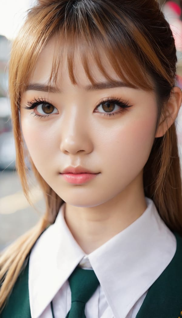 Tags: 21872187, SDXL
{"3": {"inputs": {"seed": 612791448607908, "steps": 32, "cfg": 6.86, "sampler_name": "dpmpp_2m", "scheduler": "karras", "denoise": 1.0, "model": ["27", 0], "positive": ["6", 0], "negative": ["7", 0], "latent_image": ["5", 0]}, "class_type": "KSampler"}, "4": {"inputs": {"ckpt_name": "juggernautxl.safetensors"}, "class_type": "CheckpointLoaderSimple"}, "5": {"inputs": {"width": 768, "height": 1344, "batch_size": 1}, "class_type": "EmptyLatentImage"}, "6": {"inputs": {"text": "24 year old girl, (japanese:0.97), (irish:1.12), (eyelashes:1.14), (idol:1.01), (beautiful eyes:1.01), (blush:0.95), (cute:1.08), (pale skin:1.02), (seductive facial expression:0.98), (seductive pose:0.98), (double eyelids:1.13), (slim:0.96), (detailed face:1.02), (sexy lips:1.01), (in a seductive pose:1.12), (large perky breasts:1.05), (cleavage:0.95), (thigh gap:1.01), (school uniform:1.08), choker, busy street, (candid cinema:1.01), (skin fuzz:1.08), (RAW:1.02), (film:1.08), (textured skin:1.02), (detailed skin:1.07), (soft lighting:1.06), (portra:1.04), (natural looking skin:1.05)", "clip": ["27", 1]}, "class_type": "CLIPTextEncode"}, "7": {"inputs": {"text": "(low resolution:1.13), (distorted:1.09), (twisted:1.13), (open mouth:1.08), (bad hands:1.14), (watermark:1.06), (worst quality:1.12)", "clip": ["27", 1]}, "class_type": "CLIPTextEncode"}, "8": {"inputs": {"samples": ["3", 0], "vae": ["4", 2]}, "class_type": "VAEDecode"}, "25": {"inputs": {"lora_name": "nudify_xl.safetensors", "strength_model": 0.09, "strength_clip": 0.11, "model": ["4", 0], "clip": ["4", 1]}, "class_type": "LoraLoader"}, "26": {"inputs": {"lora_name": "shirtlift_SDXL_v2.safetensors", "strength_model": 0.17, "strength_clip": 0.01, "model": ["25", 0], "clip": ["25", 1]}, "class_type": "LoraLoader"}, "27": {"inputs": {"lora_name": "PerfectEyesXL.safetensors", "strength_model": 0.01, "strength_clip": 0.14, "model": ["26", 0], "clip": ["26", 1]}, "class_type": "LoraLoader"}, "30": {"inputs": {"model_name": "4x_NMKD-Superscale-SP_178000_G.pth"}, "class_type": "UpscaleModelLoader"}, "31": {"inputs": {"upscale_model": ["30", 0], "image": ["8", 0]}, "class_type": "ImageUpscaleWithModel"}, "32": {"inputs": {"upscale_method": "lanczos", "scale_by": 0.5, "image": ["31", 0]}, "class_type": "ImageScaleBy"}, "33": {"inputs": {"pixels": ["32", 0], "vae": ["4", 2]}, "class_type": "VAEEncode"}, "34": {"inputs": {"seed": 612791448607908, "steps": 32, "cfg": 6.86, "sampler_name": "dpmpp_2m", "scheduler": "karras", "denoise": 0.3, "model": ["27", 0], "positive": ["6", 0], "negative": ["7", 0], "latent_image": ["33", 0]}, "class_type": "KSampler"}, "36": {"inputs": {"samples": ["34", 0], "vae": ["4", 2]}, "class_type": "VAEDecode"}, "39": {"inputs": {"filename_prefix": "comfyapi-1713741880405", "images": ["36", 0]}, "class_type": "SaveImage"}}