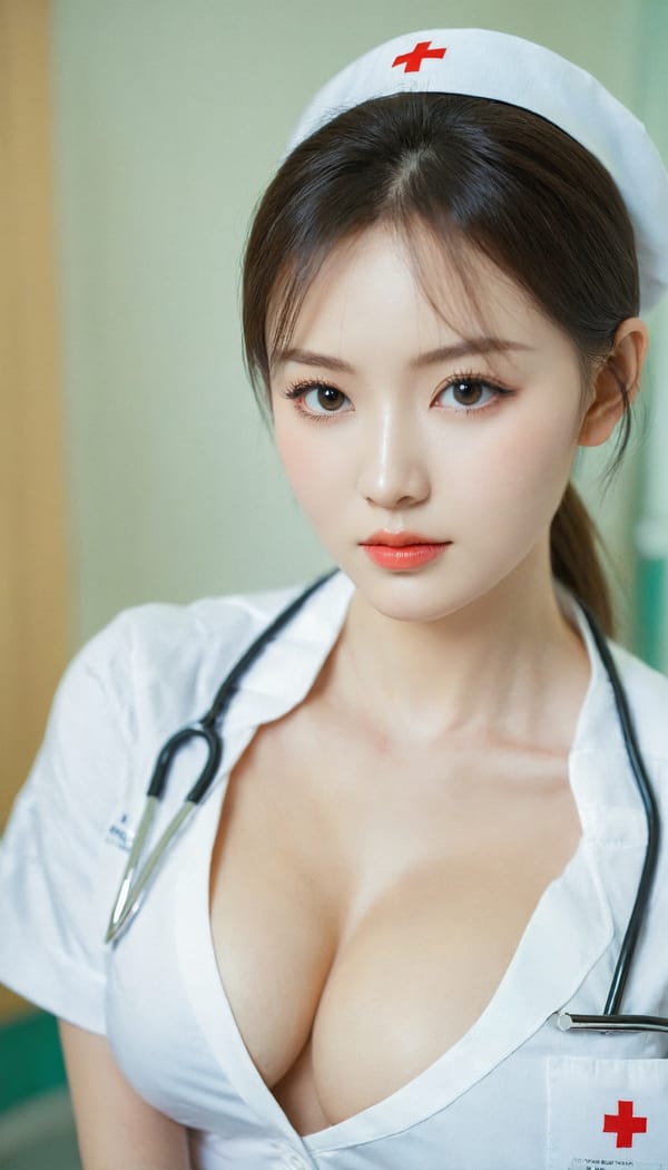 Tags: 21872187, SDXL
{"3": {"inputs": {"seed": 350674449108335, "steps": 64, "cfg": 5.62, "sampler_name": "dpmpp_2m", "scheduler": "karras", "denoise": 1.0, "model": ["27", 0], "positive": ["6", 0], "negative": ["7", 0], "latent_image": ["5", 0]}, "class_type": "KSampler"}, "4": {"inputs": {"ckpt_name": "leosamsHelloworldSDXL_helloworldSDXL32DPO.safetensors"}, "class_type": "CheckpointLoaderSimple"}, "5": {"inputs": {"width": 768, "height": 1344, "batch_size": 1}, "class_type": "EmptyLatentImage"}, "6": {"inputs": {"text": "24 year old girl, (russian:1.02), (chinese:1.11), (temptress:1.10), (idol:1.00), (beautiful eyes:1.05), (seductive facial expression:1.07), (double eyelids:1.12), (seductive pose:1.10), (eyelashes:1.13), (sexy lips:0.96), (slim:1.09), (cute:1.11), (pale skin:1.06), (detailed face:1.12), (in a seductive pose:1.10), (large perky breasts:0.95), (cleavage:1.06), (thigh gap:1.01), (nurse in uniform:1.09) working in a hospital ward, (portra:1.07), (detailed skin:1.02), (skin fuzz:1.04), (candid cinema:1.04), (textured skin:1.04), (soft lighting:1.00), (RAW:1.00), (natural looking skin:1.07), (film:1.07)", "clip": ["27", 1]}, "class_type": "CLIPTextEncode"}, "7": {"inputs": {"text": "(low resolution:1.05), (twisted:1.06), (bad hands:1.14), (distorted:1.13), (watermark:1.14), (worst quality:1.14), (open mouth:1.09)", "clip": ["27", 1]}, "class_type": "CLIPTextEncode"}, "8": {"inputs": {"samples": ["3", 0], "vae": ["4", 2]}, "class_type": "VAEDecode"}, "25": {"inputs": {"lora_name": "nudify_xl.safetensors", "strength_model": 0.01, "strength_clip": 0.06, "model": ["4", 0], "clip": ["4", 1]}, "class_type": "LoraLoader"}, "26": {"inputs": {"lora_name": "shirtlift_SDXL_v2.safetensors", "strength_model": 0.1, "strength_clip": 0.09, "model": ["25", 0], "clip": ["25", 1]}, "class_type": "LoraLoader"}, "27": {"inputs": {"lora_name": "PerfectEyesXL.safetensors", "strength_model": 0.14, "strength_clip": 0.06, "model": ["26", 0], "clip": ["26", 1]}, "class_type": "LoraLoader"}, "30": {"inputs": {"model_name": "4x_NMKD-Superscale-SP_178000_G.pth"}, "class_type": "UpscaleModelLoader"}, "31": {"inputs": {"upscale_model": ["30", 0], "image": ["8", 0]}, "class_type": "ImageUpscaleWithModel"}, "32": {"inputs": {"upscale_method": "lanczos", "scale_by": 0.5, "image": ["31", 0]}, "class_type": "ImageScaleBy"}, "33": {"inputs": {"pixels": ["32", 0], "vae": ["4", 2]}, "class_type": "VAEEncode"}, "34": {"inputs": {"seed": 350674449108335, "steps": 64, "cfg": 5.62, "sampler_name": "dpmpp_2m", "scheduler": "karras", "denoise": 0.3, "model": ["27", 0], "positive": ["6", 0], "negative": ["7", 0], "latent_image": ["33", 0]}, "class_type": "KSampler"}, "36": {"inputs": {"samples": ["34", 0], "vae": ["4", 2]}, "class_type": "VAEDecode"}, "39": {"inputs": {"filename_prefix": "comfyapi-1707565680419", "images": ["36", 0]}, "class_type": "SaveImage"}}