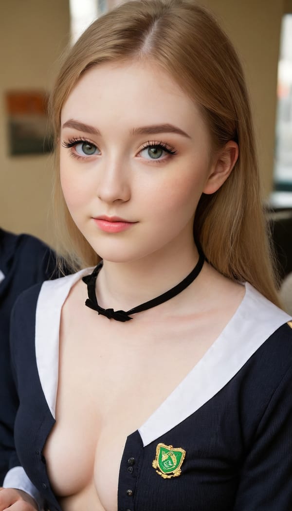 Tags: 21872187, SDXL
{"3": {"inputs": {"seed": 582784317032380, "steps": 32, "cfg": 5.63, "sampler_name": "dpmpp_2m", "scheduler": "karras", "denoise": 1.0, "model": ["27", 0], "positive": ["6", 0], "negative": ["7", 0], "latent_image": ["5", 0]}, "class_type": "KSampler"}, "4": {"inputs": {"ckpt_name": "juggernautXL_v8Rundiffusion.safetensors"}, "class_type": "CheckpointLoaderSimple"}, "5": {"inputs": {"width": 768, "height": 1344, "batch_size": 1}, "class_type": "EmptyLatentImage"}, "6": {"inputs": {"text": "20 year old girl, (irish:1.04), (eyelashes:1.12), (slim:1.11), (temptress:0.97), (detailed face:0.98), (pale skin:1.11), (blush:1.07), (seductive pose:1.03), (sexy lips:1.11), (cute:1.14), (double eyelids:0.97), (seductive facial expression:1.10), (idol:1.02), (beautiful eyes:0.98), (in a seductive pose:1.05), (large perky breasts:0.97), (cleavage:1.06), (thigh gap:1.13), (school uniform:1.07), choker, busy street, (portra:1.00), (detailed skin:1.05), (film:1.07), (soft lighting:1.09), (candid cinema:1.09), (textured skin:1.06), (skin fuzz:1.03), (RAW:1.08), (natural looking skin:1.06)", "clip": ["27", 1]}, "class_type": "CLIPTextEncode"}, "7": {"inputs": {"text": "(bad hands:1.12), (twisted:1.06), (distorted:1.11), (open mouth:1.13), (worst quality:1.09), (low resolution:1.10), (watermark:1.08)", "clip": ["27", 1]}, "class_type": "CLIPTextEncode"}, "8": {"inputs": {"samples": ["3", 0], "vae": ["4", 2]}, "class_type": "VAEDecode"}, "25": {"inputs": {"lora_name": "nudify_xl.safetensors", "strength_model": 0.39, "strength_clip": 0.34, "model": ["4", 0], "clip": ["4", 1]}, "class_type": "LoraLoader"}, "26": {"inputs": {"lora_name": "shirtlift_SDXL_v2.safetensors", "strength_model": 0.1, "strength_clip": 0.07, "model": ["25", 0], "clip": ["25", 1]}, "class_type": "LoraLoader"}, "27": {"inputs": {"lora_name": "PerfectEyesXL.safetensors", "strength_model": 0.06, "strength_clip": 0.19, "model": ["26", 0], "clip": ["26", 1]}, "class_type": "LoraLoader"}, "30": {"inputs": {"model_name": "4x_NMKD-Superscale-SP_178000_G.pth"}, "class_type": "UpscaleModelLoader"}, "31": {"inputs": {"upscale_model": ["30", 0], "image": ["8", 0]}, "class_type": "ImageUpscaleWithModel"}, "32": {"inputs": {"upscale_method": "lanczos", "scale_by": 0.5, "image": ["31", 0]}, "class_type": "ImageScaleBy"}, "33": {"inputs": {"pixels": ["32", 0], "vae": ["4", 2]}, "class_type": "VAEEncode"}, "34": {"inputs": {"seed": 582784317032380, "steps": 32, "cfg": 5.63, "sampler_name": "dpmpp_2m", "scheduler": "karras", "denoise": 0.3, "model": ["27", 0], "positive": ["6", 0], "negative": ["7", 0], "latent_image": ["33", 0]}, "class_type": "KSampler"}, "36": {"inputs": {"samples": ["34", 0], "vae": ["4", 2]}, "class_type": "VAEDecode"}, "39": {"inputs": {"filename_prefix": "comfyapi-1707873925129", "images": ["36", 0]}, "class_type": "SaveImage"}}