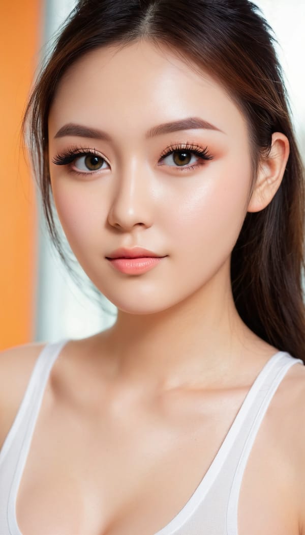 Tags: 21872187, SDXL
{"3": {"inputs": {"seed": 145198894812981, "steps": 32, "cfg": 7.74, "sampler_name": "dpmpp_2m", "scheduler": "karras", "denoise": 1.0, "model": ["27", 0], "positive": ["6", 0], "negative": ["7", 0], "latent_image": ["5", 0]}, "class_type": "KSampler"}, "4": {"inputs": {"ckpt_name": "juggernautXL_v8Rundiffusion.safetensors"}, "class_type": "CheckpointLoaderSimple"}, "5": {"inputs": {"width": 768, "height": 1344, "batch_size": 1}, "class_type": "EmptyLatentImage"}, "6": {"inputs": {"text": "22 year old girl, (temptress:1.00), (detailed face:0.99), (idol:1.02), (seductive facial expression:1.11), (sexy lips:0.98), (seductive pose:1.13), (cute:1.11), (blush:1.03), (double eyelids:1.09), (slim:1.03), (eyelashes:1.10), (beautiful eyes:1.07), (pale skin:1.03), (in a seductive pose:1.02), (large perky breasts:1.07), (cleavage:0.97), (thigh gap:0.98), (white tanktop:1.10), busy street, (portra:1.01), (natural looking skin:1.06), (soft lighting:1.03), (textured skin:1.00), (film:1.06), (detailed skin:1.00), (skin fuzz:1.08), (candid cinema:1.04), (RAW:1.07)", "clip": ["27", 1]}, "class_type": "CLIPTextEncode"}, "7": {"inputs": {"text": "(watermark:1.06), (bad hands:1.10), (worst quality:1.08), (distorted:1.08), (twisted:1.05), (low resolution:1.11), (open mouth:1.10)", "clip": ["27", 1]}, "class_type": "CLIPTextEncode"}, "8": {"inputs": {"samples": ["3", 0], "vae": ["4", 2]}, "class_type": "VAEDecode"}, "25": {"inputs": {"lora_name": "nudify_xl.safetensors", "strength_model": 0.26, "strength_clip": 0.06, "model": ["4", 0], "clip": ["4", 1]}, "class_type": "LoraLoader"}, "26": {"inputs": {"lora_name": "shirtlift_SDXL_v2.safetensors", "strength_model": 0.0, "strength_clip": 0.05, "model": ["25", 0], "clip": ["25", 1]}, "class_type": "LoraLoader"}, "27": {"inputs": {"lora_name": "PerfectEyesXL.safetensors", "strength_model": 0.09, "strength_clip": 0.07, "model": ["26", 0], "clip": ["26", 1]}, "class_type": "LoraLoader"}, "30": {"inputs": {"model_name": "4x_NMKD-Superscale-SP_178000_G.pth"}, "class_type": "UpscaleModelLoader"}, "31": {"inputs": {"upscale_model": ["30", 0], "image": ["8", 0]}, "class_type": "ImageUpscaleWithModel"}, "32": {"inputs": {"upscale_method": "lanczos", "scale_by": 0.5, "image": ["31", 0]}, "class_type": "ImageScaleBy"}, "33": {"inputs": {"pixels": ["32", 0], "vae": ["4", 2]}, "class_type": "VAEEncode"}, "34": {"inputs": {"seed": 145198894812981, "steps": 32, "cfg": 7.74, "sampler_name": "dpmpp_2m", "scheduler": "karras", "denoise": 0.3, "model": ["27", 0], "positive": ["6", 0], "negative": ["7", 0], "latent_image": ["33", 0]}, "class_type": "KSampler"}, "36": {"inputs": {"samples": ["34", 0], "vae": ["4", 2]}, "class_type": "VAEDecode"}, "39": {"inputs": {"filename_prefix": "comfyapi-1707394607229", "images": ["36", 0]}, "class_type": "SaveImage"}}