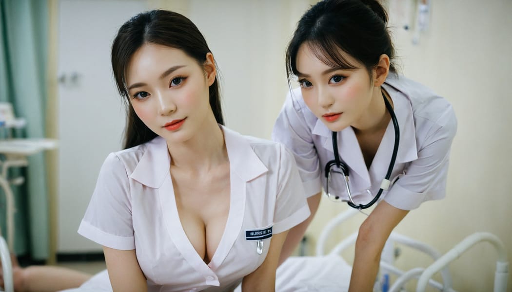 Tags: 21872187, SDXL
{"3": {"inputs": {"seed": 790970012501104, "steps": 64, "cfg": 7.31, "sampler_name": "dpmpp_2m", "scheduler": "karras", "denoise": 1.0, "model": ["27", 0], "positive": ["6", 0], "negative": ["7", 0], "latent_image": ["5", 0]}, "class_type": "KSampler"}, "4": {"inputs": {"ckpt_name": "helloworldxl.safetensors"}, "class_type": "CheckpointLoaderSimple"}, "5": {"inputs": {"width": 1344, "height": 768, "batch_size": 1}, "class_type": "EmptyLatentImage"}, "6": {"inputs": {"text": "28 year old girl, (russian:1.12), (korean:1.12), (beautiful eyes:0.98), (eyelashes:1.08), (temptress:1.09), (cute:0.97), (slim:1.10), (idol:0.95), (blush:0.95), (pale skin:1.06), (detailed face:1.09), (sexy lips:1.03), (seductive pose:1.12), (seductive facial expression:0.98), (double eyelids:0.97), (in a seductive pose:1.00), (large perky breasts:0.95), (cleavage:1.02), (thigh gap:0.97), (nurse in uniform:1.13) working in a hospital ward, (candid cinema:1.07), (detailed skin:1.04), (portra:1.01), (film:1.05), (textured skin:1.05), (natural looking skin:1.08), (skin fuzz:1.00), (RAW:1.09), (soft lighting:1.02)", "clip": ["27", 1]}, "class_type": "CLIPTextEncode"}, "7": {"inputs": {"text": "(distorted:1.06), (open mouth:1.05), (low resolution:1.14), (bad hands:1.12), (watermark:1.13), (worst quality:1.11), (twisted:1.12)", "clip": ["27", 1]}, "class_type": "CLIPTextEncode"}, "8": {"inputs": {"samples": ["3", 0], "vae": ["4", 2]}, "class_type": "VAEDecode"}, "25": {"inputs": {"lora_name": "nudify_xl.safetensors", "strength_model": 0.02, "strength_clip": 0.0, "model": ["4", 0], "clip": ["4", 1]}, "class_type": "LoraLoader"}, "26": {"inputs": {"lora_name": "shirtlift_SDXL_v2.safetensors", "strength_model": 0.11, "strength_clip": 0.18, "model": ["25", 0], "clip": ["25", 1]}, "class_type": "LoraLoader"}, "27": {"inputs": {"lora_name": "PerfectEyesXL.safetensors", "strength_model": 0.04, "strength_clip": 0.02, "model": ["26", 0], "clip": ["26", 1]}, "class_type": "LoraLoader"}, "30": {"inputs": {"model_name": "4x_NMKD-Superscale-SP_178000_G.pth"}, "class_type": "UpscaleModelLoader"}, "31": {"inputs": {"upscale_model": ["30", 0], "image": ["8", 0]}, "class_type": "ImageUpscaleWithModel"}, "32": {"inputs": {"upscale_method": "lanczos", "scale_by": 0.5, "image": ["31", 0]}, "class_type": "ImageScaleBy"}, "33": {"inputs": {"pixels": ["32", 0], "vae": ["4", 2]}, "class_type": "VAEEncode"}, "34": {"inputs": {"seed": 790970012501104, "steps": 64, "cfg": 7.31, "sampler_name": "dpmpp_2m", "scheduler": "karras", "denoise": 0.3, "model": ["27", 0], "positive": ["6", 0], "negative": ["7", 0], "latent_image": ["33", 0]}, "class_type": "KSampler"}, "36": {"inputs": {"samples": ["34", 0], "vae": ["4", 2]}, "class_type": "VAEDecode"}, "39": {"inputs": {"filename_prefix": "comfyapi-1733923830521", "images": ["36", 0]}, "class_type": "SaveImage"}}