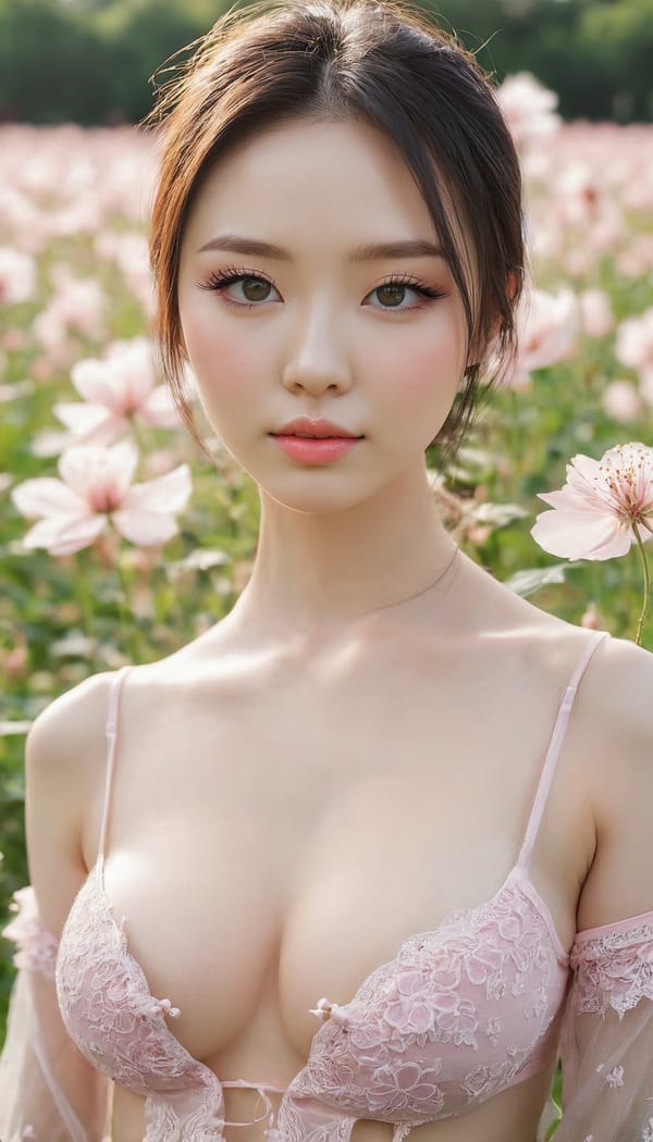 Tags: 21872187, SDXL
{"3": {"inputs": {"seed": 958848811036075, "steps": 64, "cfg": 5.57, "sampler_name": "dpmpp_2m", "scheduler": "karras", "denoise": 1.0, "model": ["27", 0], "positive": ["6", 0], "negative": ["7", 0], "latent_image": ["5", 0]}, "class_type": "KSampler"}, "4": {"inputs": {"ckpt_name": "juggernautxl.safetensors"}, "class_type": "CheckpointLoaderSimple"}, "5": {"inputs": {"width": 768, "height": 1344, "batch_size": 1}, "class_type": "EmptyLatentImage"}, "6": {"inputs": {"text": "26 year old girl, (ukrainian:1.01), (irish:1.11), (chinese:0.95), (eyelashes:1.08), (blush:1.06), (double eyelids:1.03), (pale skin:1.05), (idol:1.00), (detailed face:1.03), (cute:1.14), (seductive facial expression:1.05), (beautiful eyes:1.12), (slim:1.11), (sexy lips:1.03), (temptress:1.01), (in a seductive pose:1.03), (large perky breasts:1.00), (cleavage:0.98), (thigh gap:1.11), wearing (translucent clothes:0.99) on a flower field, (detailed skin:1.04), (textured skin:1.06), (RAW:1.02), (film:1.02), (portra:1.08), (skin fuzz:1.05), (soft lighting:1.04), (candid cinema:1.09), (natural looking skin:1.04)", "clip": ["27", 1]}, "class_type": "CLIPTextEncode"}, "7": {"inputs": {"text": "(twisted:1.13), (worst quality:1.13), (distorted:1.10), (bad hands:1.09), (watermark:1.10), (open mouth:1.13), (low resolution:1.08)", "clip": ["27", 1]}, "class_type": "CLIPTextEncode"}, "8": {"inputs": {"samples": ["3", 0], "vae": ["4", 2]}, "class_type": "VAEDecode"}, "25": {"inputs": {"lora_name": "nudify_xl.safetensors", "strength_model": 0.01, "strength_clip": 0.01, "model": ["4", 0], "clip": ["4", 1]}, "class_type": "LoraLoader"}, "26": {"inputs": {"lora_name": "shirtlift_SDXL_v2.safetensors", "strength_model": 0.02, "strength_clip": 0.19, "model": ["25", 0], "clip": ["25", 1]}, "class_type": "LoraLoader"}, "27": {"inputs": {"lora_name": "PerfectEyesXL.safetensors", "strength_model": 0.18, "strength_clip": 0.14, "model": ["26", 0], "clip": ["26", 1]}, "class_type": "LoraLoader"}, "30": {"inputs": {"model_name": "4x_NMKD-Superscale-SP_178000_G.pth"}, "class_type": "UpscaleModelLoader"}, "31": {"inputs": {"upscale_model": ["30", 0], "image": ["8", 0]}, "class_type": "ImageUpscaleWithModel"}, "32": {"inputs": {"upscale_method": "lanczos", "scale_by": 0.5, "image": ["31", 0]}, "class_type": "ImageScaleBy"}, "33": {"inputs": {"pixels": ["32", 0], "vae": ["4", 2]}, "class_type": "VAEEncode"}, "34": {"inputs": {"seed": 958848811036075, "steps": 64, "cfg": 5.57, "sampler_name": "dpmpp_2m", "scheduler": "karras", "denoise": 0.3, "model": ["27", 0], "positive": ["6", 0], "negative": ["7", 0], "latent_image": ["33", 0]}, "class_type": "KSampler"}, "36": {"inputs": {"samples": ["34", 0], "vae": ["4", 2]}, "class_type": "VAEDecode"}, "39": {"inputs": {"filename_prefix": "comfyapi-1714778099677", "images": ["36", 0]}, "class_type": "SaveImage"}}