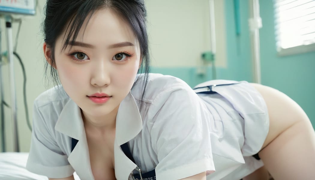 Tags: 21872187, SDXL
{"3": {"inputs": {"seed": 982321303750519, "steps": 64, "cfg": 6.52, "sampler_name": "dpmpp_2m", "scheduler": "karras", "denoise": 1.0, "model": ["27", 0], "positive": ["6", 0], "negative": ["7", 0], "latent_image": ["5", 0]}, "class_type": "KSampler"}, "4": {"inputs": {"ckpt_name": "juggernautxl.safetensors"}, "class_type": "CheckpointLoaderSimple"}, "5": {"inputs": {"width": 1344, "height": 768, "batch_size": 1}, "class_type": "EmptyLatentImage"}, "6": {"inputs": {"text": "21 year old girl, (chinese:1.04), (slim:1.06), (pale skin:1.10), (blush:1.14), (cute:1.08), (beautiful eyes:1.13), (idol:0.96), (seductive facial expression:1.03), (seductive pose:1.06), (temptress:1.01), (double eyelids:1.12), (detailed face:0.96), (on all fours:1.07), (spreading ass cheeks:0.96), (from behind:0.99), (backboob:1.12), (nurse in uniform:1.06) working in a hospital ward, (detailed skin:1.02), (film:1.09), (textured skin:1.02), (soft lighting:1.08), (natural looking skin:1.07), (RAW:1.09), (skin fuzz:1.07), (portra:1.08), (candid cinema:1.08)", "clip": ["27", 1]}, "class_type": "CLIPTextEncode"}, "7": {"inputs": {"text": "(worst quality:1.05), (bad hands:1.14), (watermark:1.08), (open mouth:1.13), (low resolution:1.09), (distorted:1.13)", "clip": ["27", 1]}, "class_type": "CLIPTextEncode"}, "8": {"inputs": {"samples": ["3", 0], "vae": ["4", 2]}, "class_type": "VAEDecode"}, "25": {"inputs": {"lora_name": "nudify_xl.safetensors", "strength_model": 0.18, "strength_clip": 0.37, "model": ["4", 0], "clip": ["4", 1]}, "class_type": "LoraLoader"}, "26": {"inputs": {"lora_name": "shirtlift_SDXL_v2.safetensors", "strength_model": 0.12, "strength_clip": 0.18, "model": ["25", 0], "clip": ["25", 1]}, "class_type": "LoraLoader"}, "27": {"inputs": {"lora_name": "PerfectEyesXL.safetensors", "strength_model": 0.08, "strength_clip": 0.08, "model": ["26", 0], "clip": ["26", 1]}, "class_type": "LoraLoader"}, "30": {"inputs": {"model_name": "4x_NMKD-Superscale-SP_178000_G.pth"}, "class_type": "UpscaleModelLoader"}, "31": {"inputs": {"upscale_model": ["30", 0], "image": ["8", 0]}, "class_type": "ImageUpscaleWithModel"}, "32": {"inputs": {"upscale_method": "lanczos", "scale_by": 0.5, "image": ["31", 0]}, "class_type": "ImageScaleBy"}, "33": {"inputs": {"pixels": ["32", 0], "vae": ["4", 2]}, "class_type": "VAEEncode"}, "34": {"inputs": {"seed": 982321303750519, "steps": 64, "cfg": 6.52, "sampler_name": "dpmpp_2m", "scheduler": "karras", "denoise": 0.3, "model": ["27", 0], "positive": ["6", 0], "negative": ["7", 0], "latent_image": ["33", 0]}, "class_type": "KSampler"}, "36": {"inputs": {"samples": ["34", 0], "vae": ["4", 2]}, "class_type": "VAEDecode"}, "39": {"inputs": {"filename_prefix": "comfyapi-1715875850896", "images": ["36", 0]}, "class_type": "SaveImage"}}