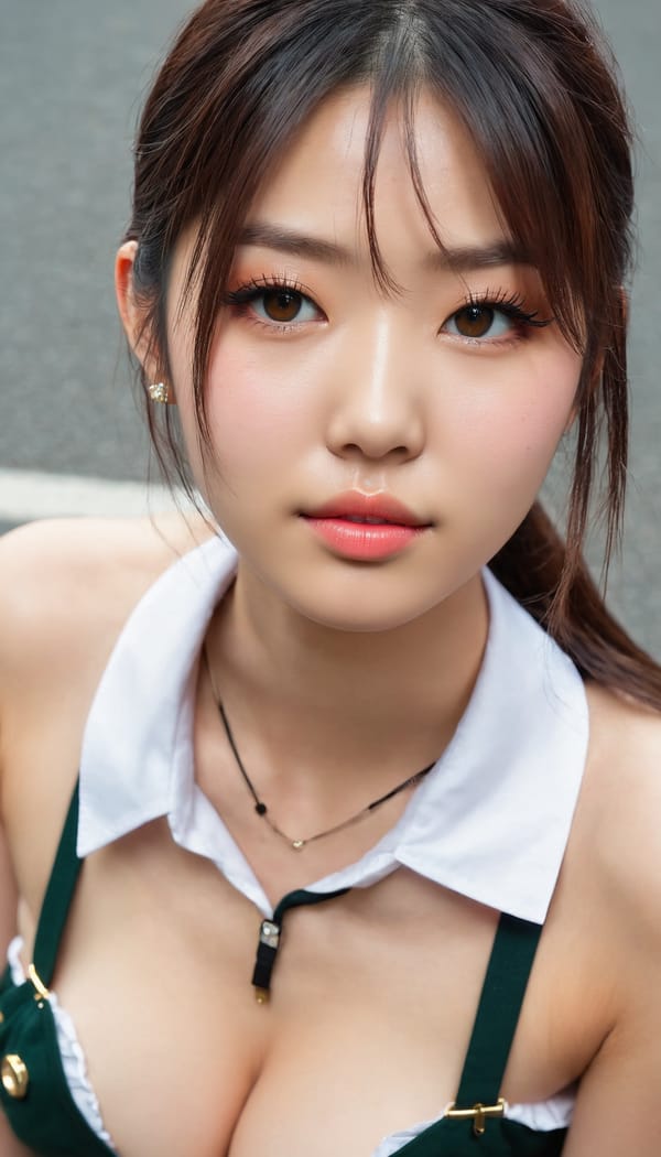 Tags: 21872187, SDXL
{"3": {"inputs": {"seed": 409593119227520, "steps": 32, "cfg": 6.62, "sampler_name": "dpmpp_2m", "scheduler": "karras", "denoise": 1.0, "model": ["27", 0], "positive": ["6", 0], "negative": ["7", 0], "latent_image": ["5", 0]}, "class_type": "KSampler"}, "4": {"inputs": {"ckpt_name": "juggernautxl.safetensors"}, "class_type": "CheckpointLoaderSimple"}, "5": {"inputs": {"width": 768, "height": 1344, "batch_size": 1}, "class_type": "EmptyLatentImage"}, "6": {"inputs": {"text": "27 year old girl, (irish:1.06), (japanese:1.06), (blush:1.04), (sexy lips:1.14), (temptress:1.08), (idol:1.02), (beautiful eyes:1.13), (detailed face:1.06), (slim:1.00), (eyelashes:1.06), (seductive facial expression:1.09), (seductive pose:1.08), (double eyelids:0.95), (on all fours:1.07), (spreading ass cheeks:0.97), (from behind:1.08), (backboob:0.96), (school uniform:1.09), choker, busy street, (natural looking skin:1.09), (RAW:1.05), (soft lighting:1.09), (portra:1.01), (detailed skin:1.02), (textured skin:1.09), (skin fuzz:1.05), (film:1.07), (candid cinema:1.07)", "clip": ["27", 1]}, "class_type": "CLIPTextEncode"}, "7": {"inputs": {"text": "(bad hands:1.14), (distorted:1.13), (watermark:1.11), (twisted:1.08), (low resolution:1.05), (open mouth:1.07), (worst quality:1.12)", "clip": ["27", 1]}, "class_type": "CLIPTextEncode"}, "8": {"inputs": {"samples": ["3", 0], "vae": ["4", 2]}, "class_type": "VAEDecode"}, "25": {"inputs": {"lora_name": "nudify_xl.safetensors", "strength_model": 0.01, "strength_clip": 0.1, "model": ["4", 0], "clip": ["4", 1]}, "class_type": "LoraLoader"}, "26": {"inputs": {"lora_name": "shirtlift_SDXL_v2.safetensors", "strength_model": 0.15, "strength_clip": 0.07, "model": ["25", 0], "clip": ["25", 1]}, "class_type": "LoraLoader"}, "27": {"inputs": {"lora_name": "PerfectEyesXL.safetensors", "strength_model": 0.09, "strength_clip": 0.16, "model": ["26", 0], "clip": ["26", 1]}, "class_type": "LoraLoader"}, "30": {"inputs": {"model_name": "4x_NMKD-Superscale-SP_178000_G.pth"}, "class_type": "UpscaleModelLoader"}, "31": {"inputs": {"upscale_model": ["30", 0], "image": ["8", 0]}, "class_type": "ImageUpscaleWithModel"}, "32": {"inputs": {"upscale_method": "lanczos", "scale_by": 0.5, "image": ["31", 0]}, "class_type": "ImageScaleBy"}, "33": {"inputs": {"pixels": ["32", 0], "vae": ["4", 2]}, "class_type": "VAEEncode"}, "34": {"inputs": {"seed": 409593119227520, "steps": 32, "cfg": 6.62, "sampler_name": "dpmpp_2m", "scheduler": "karras", "denoise": 0.3, "model": ["27", 0], "positive": ["6", 0], "negative": ["7", 0], "latent_image": ["33", 0]}, "class_type": "KSampler"}, "36": {"inputs": {"samples": ["34", 0], "vae": ["4", 2]}, "class_type": "VAEDecode"}, "39": {"inputs": {"filename_prefix": "comfyapi-1731110633451", "images": ["36", 0]}, "class_type": "SaveImage"}}